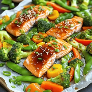 Sheet Pan Teriyaki Salmon and Vegetables Lecker und Gesund