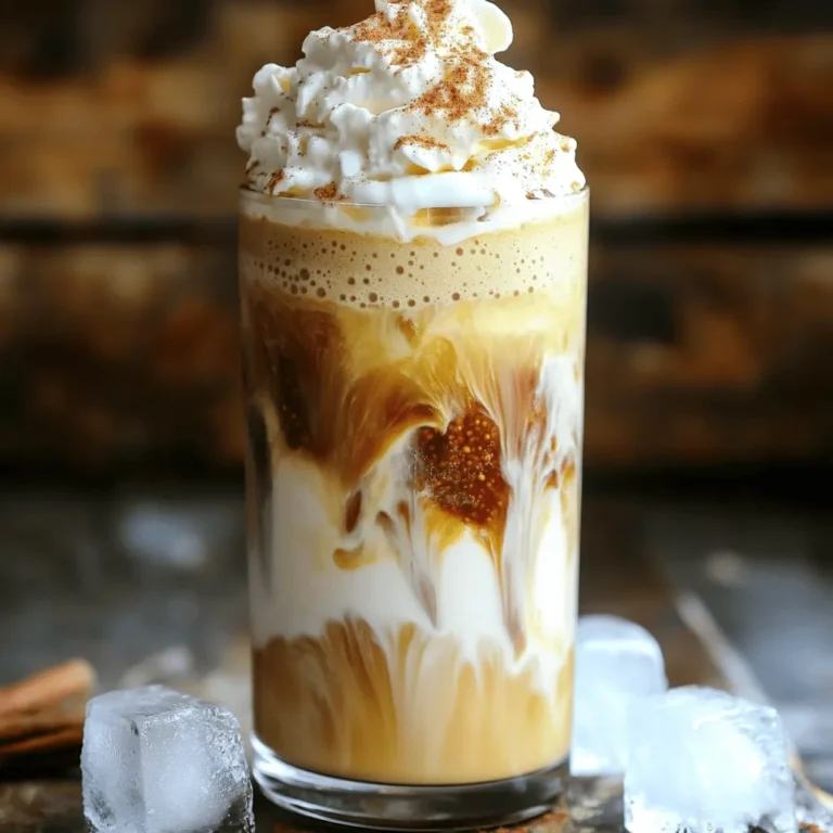 Um einen köstlichen Vanilla Fig Iced Latte zuzubereiten, benötigst du folgende Zutaten: - 1 Tasse frisch gebrühter Espresso oder starker Kaffee - 1 Tasse Milch (wahlweise tierisch oder pflanzlich) - 2 Esslöffel Vanillesirup - 4-5 frische Feigen, klein geschnitten - Eiswürfel - Schlagsahne (optional, zum Topping) - Eine Prise Zimt (zum Garnieren) Der frisch gebrühte Espresso oder starke Kaffee gibt diesem Getränk seinen tiefen Geschmack. Du kannst die Milch nach deinem Wunsch wählen. Ob Kuhmilch oder eine pflanzliche Option, alles passt gut. Vanillesirup bringt die süße Note herein. Frische Feigen sind das Herzstück. Sie geben dem Latte eine besondere, fruchtige Note. Die Eiswürfel sorgen für die erfrischende Kühle, die wir an warmen Tagen lieben. Toppings wie Schlagsahne und Zimt machen das Getränk noch schöner und schmackhafter. Das vollständige Rezept für den Vanilla Fig Iced Latte findest du im Abschnitt "Full Recipe". Um das Feigenpüree herzustellen, schneide zuerst die frischen Feigen klein. Gib sie dann in einen kleinen Topf. Füge einen Esslöffel Wasser hinzu. Koche die Mischung bei schwacher Hitze für etwa fünf Minuten. Rühre gelegentlich um, bis die Feigen weich werden. Das Püree soll dick und cremig sein. Wenn es fertig ist, nimm den Topf vom Herd und lasse das Püree abkühlen. Für den perfekten Espresso oder starken Kaffee, benutze frisches Wasser und hochqualitative Kaffeebohnen. Mahle die Bohnen grob, wenn du ganze Bohnen verwendest. Setze die Maschine auf und brühe eine Tasse. Lasse den Kaffee danach auf Raumtemperatur abkühlen. Dies sorgt für den besten Geschmack im Eiskaffee. Nimm ein hohes Glas und gib zuerst den Vanillesirup hinein. Füge dann das abgekühlte Feigenpüree hinzu. Bewahre einen Esslöffel Püree für die Garnitur auf. Gieße den abgekühlten Kaffee über die Mischung. Rühre sanft um, um die Zutaten zu verbinden. Fülle das Glas mit Eiswürfeln und gieße die Milch deiner Wahl darüber. Rühre erneut vorsichtig um. Um das Getränk zu garnieren, kannst du optional Schlagsahne hinzufügen und das restliche Feigenpüree darüber träufeln. Streue eine Prise Zimt für zusätzlichen Geschmack. Serviere den Eiskaffee sofort mit einem Strohhalm oder einem Löffel. Um die besten Feigen zu wählen, achte auf die Farbe und die Festigkeit. Reife Feigen sind weich, aber nicht matschig. Sie sollten eine tiefviolette oder grüne Farbe haben. Achte darauf, dass sie frisch riechen. Du kannst auch kleine Risse in der Haut sehen. Die Wahl der Milch ist wichtig. Du kannst normale Milch oder pflanzliche Alternativen verwenden. Hafermilch gibt einen süßen Geschmack. Mandelmilch ist leicht nussig. Kokosmilch bringt eine tropische Note. Probiere verschiedene Sorten aus, um deinen Favoriten zu finden. Ein häufiges Missgeschick ist, dass der Kaffee zu heiß ist. Lass den Kaffee immer richtig abkühlen, bevor du ihn mit den anderen Zutaten mischst. So bleibt dein Eiskaffee erfrischend. Eine andere Falle ist, zu viel Feigenpüree zu verwenden. Halte dich an die Menge im Rezept. Zu viel kann den Geschmack überwältigen. Wenn du keine frischen Feigen hast, kannst du auch Feigenmarmelade verwenden. Das gibt einen süßen und fruchtigen Geschmack. Mische sie einfach mit etwas Wasser, um die richtige Konsistenz zu erreichen. Für eine einfache Zubereitung kannst du auch einen Mixer verwenden. So machst du das Feigenpüree in wenigen Sekunden. Das spart Zeit und ist einfach. Um das Rezept zu entdecken, schau dir das "Full Recipe" an. {{image_4}} Um deinen Vanilla Fig Iced Latte zu verändern, kannst du mit verschiedenen Sirups experimentieren. Probiere Karamellsirup für einen süßen Twist oder Haselnusssirup für einen nussigen Geschmack. Diese Optionen passen gut zu Feigen und machen das Getränk noch interessanter. Bei den Milchalternativen sind die Möglichkeiten vielseitig. Du kannst Hafermilch für eine cremige Textur verwenden oder Mandelmilch für einen leichten, nussigen Geschmack. So kannst du das Getränk an deine Vorlieben anpassen. Im Herbst mag ich es, Zimt und Muskatnuss hinzuzufügen. Das verleiht dem Latte eine warme Note, die perfekt für die kühleren Monate ist. Du kannst auch Äpfel oder Birnen verwenden. Diese Früchte passen gut zu Feigen und bringen einen frischen Geschmack. Im Sommer sind Beeren eine tolle Wahl. Himbeeren oder Erdbeeren ergänzen den Latte wunderbar. Sie bringen eine fruchtige Frische, die an heißen Tagen sehr erfrischend ist. Probiere verschiedene Kombinationen aus, um deinen perfekten Vanilla Fig Iced Latte zu finden! Eiskaffee kann eine köstliche Erfrischung sein. Manchmal bleibt etwas übrig. Um Reste richtig zu lagern, lege den Eiskaffee in einen luftdichten Behälter. Stelle ihn dann in den Kühlschrank. So bleibt er frisch. Du kannst ihn bis zu zwei Tage aufbewahren. Die Zutaten haben unterschiedliche Haltbarkeiten: - Frisch gebrühter Espresso: Am besten sofort verwenden, aber auch im Kühlschrank bis zu zwei Tage haltbar. - Milch: Hält sich in der Regel 5-7 Tage nach dem Öffnen. - Frische Feigen: Verwende sie innerhalb von 3-5 Tagen. Um Eiskaffee für die Woche vorzubereiten, mache das Feigenpüree im Voraus. Du kannst das Püree in einem Glas im Kühlschrank aufbewahren. Es bleibt frisch für bis zu vier Tage. Tipps zur Zubereitung im Voraus: - Bereite den Espresso oder Kaffee am Sonntag vor. Kühle ihn dann ab und bewahre ihn in einem Behälter auf. - Mische die Zutaten frisch, um den besten Geschmack zu erhalten. - Füge Eiswürfel erst kurz vor dem Servieren hinzu, um Verdünnung zu vermeiden. Für die genauen Schritte und Zutaten kannst du das Rezept "Full Recipe" nutzen. Um die Süße Ihres Vanilla Fig Iced Latte zu ändern, können Sie verschiedene Methoden nutzen. Wenn Sie weniger Süße möchten, reduzieren Sie den Vanillesirup. Probieren Sie auch, das Feigenpüree weniger süß zu machen. Fügen Sie mehr frische Feigen hinzu, um den natürlichen Zuckergehalt zu erhöhen. Möchten Sie es süßer? Dann geben Sie einfach mehr Vanillesirup hinzu. Ein weiterer Tipp ist, Honig oder Agavensirup zu verwenden. Diese Alternativen bieten einen anderen Geschmack und erhöhen die Süße. Ja, das Rezept lässt sich leicht vegan anpassen. Verwenden Sie pflanzliche Milch wie Mandel-, Soja- oder Hafermilch. Diese Optionen sind lecker und cremig. Für den Vanillesirup können Sie einen veganen Sirup wählen. Viele Marken bieten vegane Alternativen an. Statt Schlagsahne können Sie auch pflanzliche Schlagcreme verwenden. Diese gibt Ihrer Kreation eine schöne, cremige Textur. Achten Sie darauf, die Feigen frisch und biologisch zu wählen, um die beste Qualität zu sichern. Viele Cafés bieten Vanilla Fig Iced Latte an. Schauen Sie in lokale Spezialitäten-Cafés oder Kaffeeläden. Oft haben sie kreative Varianten. Wenn Sie lieber zu Hause genießen möchten, können Sie das Rezept "Full Recipe" verwenden, um Ihr eigenes Getränk zuzubereiten. Online gibt es auch viele Möglichkeiten, spezielle Kaffeebohnensorten zu bestellen. In diesem Artikel haben wir die einfachen Schritte zur Zubereitung eines köstlichen Vanilla Fig Iced Latte durchlaufen. Wir haben die Zutaten, die Herstellung von Feigenpüree und das Mixen des Kaffees besprochen. Zudem gab es Tipps zur Auswahl der besten Zutaten und Tricks, um häufige Fehler zu vermeiden. Ein perfekter Eiskaffee bringt Freude in jeden Tag. Experimentiere mit verschiedenen Variationen und genieße deinen Kaffee, wann immer du willst. So wird jeder Schluck zu einem kleinen Genussmoment.