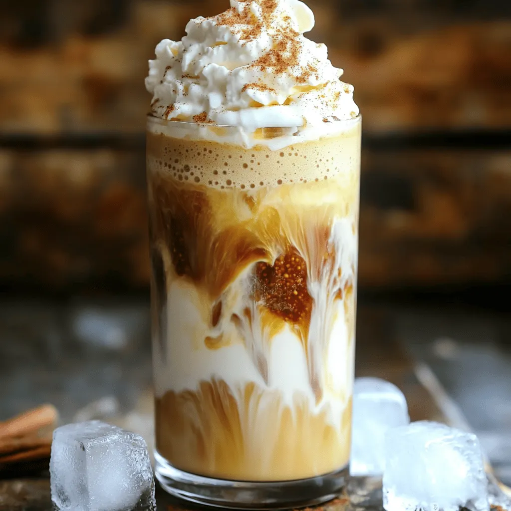 Vanilla Fig Iced Latte Köstlich und Erfrischend