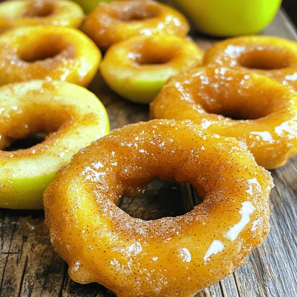 Hier sind die Zutaten für Luftfritteuse Zimtzucker-Donutloch-Äpfel: - 3 mittlere Äpfel (z.B. Fuji oder Honeycrisp), entkernt und in dicke Ringe geschnitten - 1 Tasse Allzweckmehl - 1 Teelöffel Backpulver - 1/2 Teelöffel Salz - 1 Teelöffel Zimt - 1/4 Teelöffel Muskatnuss - 1/2 Tasse Milch - 1 großes Ei - 1 Teelöffel Vanilleextrakt - 1/4 Tasse Zucker (zum Wenden) - 1 Esslöffel geschmolzene Butter (zum Bestreichen) - Extra Zimt-Zucker-Mischung (zum Bestäuben) Wenn du die besten Äpfel auswählst, suche nach festem Obst. Fuji und Honeycrisp sind süß und knusprig. Diese Sorten behalten ihre Form beim Kochen. Vermeide weiche oder überreife Äpfel. Sie zerfallen beim Frittieren. Für die Zubereitung brauchst du einige Küchengeräte: - Luftfritteuse - Schüsseln zum Mischen - Schneidebrett und Messer - Rührlöffel oder Schneebesen Das richtige Zubehör macht das Kochen einfacher. Ein guter Rührlöffel hilft, die Zutaten gut zu vermischen. Ein scharfes Messer sorgt dafür, dass die Äpfel gleichmäßig geschnitten werden. Du kannst das volle Rezept [hier] finden. Zuerst wähle die besten Äpfel aus. Ich empfehle Fuji oder Honeycrisp. Diese Äpfel sind knackig und süß. Du brauchst drei mittlere Äpfel. Entkerne sie und schneide sie in dicke Ringe. Jetzt mische die trockenen Zutaten. Nimm eine große Schüssel und füge das Mehl, Backpulver, Salz, Zimt und Muskatnuss hinzu. Rühre alles gut um. In einer anderen Schüssel mische die feuchten Zutaten. Verquirle die Milch, das Ei und den Vanilleextrakt. Mische alles, bis es gut verbunden ist. Jetzt kombiniere die trockenen und nassen Zutaten. Gib die feuchten Zutaten langsam zu den trockenen Zutaten. Rühre nur, bis alles gerade vermischt ist. Achte darauf, nicht zu viel zu rühren, um einen guten Teig zu erhalten. Heize die Luftfritteuse auf 175 °C vor. Tauche jeden Apfelring in den Teig. Lass den überschüssigen Teig abtropfen. Lege die Ringe vorsichtig in den Korb der Luftfritteuse. Achte darauf, dass sie in einer einzigen Schicht liegen. Möglicherweise musst du dies in mehreren Durchgängen tun. Besprühe die Oberseite der Apfelringe leicht mit Kochspray. So werden sie gleichmäßig knusprig. Frittieren die Apfelringe 8 bis 10 Minuten. Wende sie zur Hälfte der Garzeit, damit sie gleichmäßig garen. Nach dem Frittieren ist es Zeit für die Zimt-Zucker-Mischung. Mische in einer kleinen Schüssel den Zucker mit einem Teelöffel Zimt. Nimm die Donutloch-Äpfel aus der Luftfritteuse. Bestreiche sie sofort mit geschmolzener Butter. Wende sie in der Zimt-Zucker-Mischung, bis sie gut bedeckt sind. Präsentiere die warmen Apfelringe auf einem schönen Teller. Du kannst sie auch mit frischen Früchten oder einer Prise Zimt dekorieren. So sehen sie noch besser aus! Wenn du die vollständige Anleitung benötigst, schau dir das Rezept an. Bei der Zubereitung der Luftfritteuse Zimtzucker-Donutloch-Äpfel gibt es einige häufige Fehler. Ein Fehler ist, den Teig zu übermischen. Das macht die Donuts zäh. Mische die Zutaten nur so lange, bis alles verbunden ist. Ein weiterer Fehler ist, die Apfelringe nicht richtig zu tauchen. Lass den überschüssigen Teig gut abtropfen. So bleiben sie knusprig. Wenn dein Teig zu dick ist, füge etwas mehr Milch hinzu. Wenn er zu dünn ist, gib mehr Mehl dazu. Achte darauf, dass du eine gleichmäßige Konsistenz hast. Das hilft, die perfekte Textur zu erzielen. Um den Geschmack zu verbessern, kannst du andere Gewürze verwenden. Probiere etwas Ingwer oder Kardamom aus. Diese Gewürze geben den Äpfeln einen besonderen Kick. Du kannst auch Nüsse oder Schokoladenstückchen hinzufügen, um mehr Textur zu schaffen. Wenn du glutenfreie oder vegane Optionen möchtest, verwende glutenfreies Mehl. Ersetze das Ei durch Apfelmus oder Leinsamen. Diese Alternativen funktionieren gut und machen die Donuts lecker. {{image_4}} Du kannst mit verschiedenen Früchten experimentieren. Neben Äpfeln sind Birnen, Pfirsiche oder sogar Bananen großartige Alternativen. Diese Früchte bringen ihre eigene Süße und Textur in das Rezept. Zusätzlich kannst du verschiedene Toppings ausprobieren. Wie wäre es mit gehackten Nüssen oder Schokolade? Ein Vanille- oder Karamell-Dip passt auch super dazu. Du kannst sogar eine Prise Meersalz hinzufügen, um die Süße auszugleichen. Wenn du keine Luftfritteuse hast, kannst du die Donutloch-Äpfel auch im Ofen backen. Heize den Ofen auf 180 °C vor. Lege die Apfelringe auf ein Backblech und backe sie für etwa 15-20 Minuten. Wende sie zur Hälfte der Zeit, damit sie gleichmäßig garen. Eine weitere Möglichkeit ist das Frittieren in heißem Öl. Erhitze das Öl in einem Topf auf 180 °C und frittiere die Apfelringe, bis sie goldbraun sind. Dies gibt dir eine besonders knusprige Textur. Für das vollständige Rezept schaue dir die [Full Recipe] an. Um die Luftfritteuse Zimtzucker-Donutloch-Äpfel frisch zu halten, bewahre sie in einem luftdichten Behälter auf. Stelle sicher, dass die Äpfel vollständig abgekühlt sind, bevor du sie lagerst. So vermeidest du, dass sie matschig werden. Im Kühlschrank bleiben sie etwa drei Tage frisch. Für die langfristige Lagerung kannst du sie auch einfrieren. Lege sie dazu in einen gefrierfesten Beutel. Achte darauf, die Luft herauszudrücken, um Frostschäden zu vermeiden. Wenn du die Donutloch-Äpfel aufwärmen möchtest, benutze die Luftfritteuse. Stelle sie auf 160 °C (320 °F) und erwärme die Äpfel für etwa 5 Minuten. So bleiben sie knusprig. Du kannst sie auch in der Mikrowelle aufwärmen, aber achte darauf, dass sie nicht weich werden. Eine tolle Idee ist, sie in neuen Rezepten zu verwenden. Füge sie zu Joghurt oder Müsli hinzu. Das gibt deinen Speisen einen süßen und würzigen Kick! Die Donutloch-Äpfel sind frisch am besten. Sie halten sich etwa 1 bis 2 Tage bei Raumtemperatur. Bewahre sie in einem luftdichten Behälter auf. Wenn du sie länger aufbewahren möchtest, lege sie in den Kühlschrank. Dort bleiben sie bis zu 5 Tage frisch. Die Textur kann sich ändern, wenn sie gekühlt werden. Du kannst die Donutloch-Äpfel auch einfrieren. Wenn du sie einfrierst, solltest du sie in einem Gefrierbeutel verstauen. So bleiben sie bis zu 2 Monate haltbar. Ja, du kannst andere Früchte verwenden! Birnen eignen sich gut, da sie ähnlich wie Äpfel sind. Auch Pfirsiche oder Ananasstücke können lecker sein. Denke daran, die Früchte so zu schneiden, dass sie gleichmäßig garen. Du kannst die Zubereitungstechnik anpassen, um die beste Textur zu erreichen. Experimentiere mit verschiedenen Früchten und finde deinen Favoriten. Wenn du keine Milch verwenden kannst, gibt es viele Alternativen. Du kannst Pflanzenmilch wie Mandel-, Soja- oder Hafermilch verwenden. Diese Optionen geben dem Teig einen neuen Geschmack. Auch ungesüßte Apfelmus kann eine gute Wahl sein. Es macht die Mischung feucht und lecker. Achte darauf, die Menge gleich zu halten, damit der Teig nicht zu dünn wird. Um die Zubereitungszeit zu verkürzen, bereite die Zutaten im Voraus vor. Schneide die Äpfel und mische die trockenen Zutaten vor dem Kochen. Du kannst auch die Luftfritteuse vorheizen, während du den Teig machst. Teile die Apfelringe in kleineren Portionen auf. So garen sie schneller und gleichmäßiger. Wenn du weniger Zeit hast, kannst du auch einen fertigen Teig verwenden. Das spart Zeit und macht das Rezept noch einfacher. Schau dir die Full Recipe für mehr Details an. In diesem Beitrag haben wir das Rezept für Luftfritteuse Zimtzucker-Donutloch-Äpfel detailliert behandelt. Ich habe die Hauptzutaten und Küchengeräte aufgelistet, um dir den Einstieg zu erleichtern. Zudem gab ich Tipps zur Zubereitung und häufige Fehler, die du vermeiden solltest. Denke daran, du kannst die Aromen nach deinem Geschmack anpassen. Experimentiere mit verschiedenen Früchten und Toppings. Mach das Rezept zu deinem eigenen. So genießt du leckere Donutloch-Äpfel, die deine Familie lieben wird.
