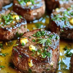 - 450 g Sirloin-Steak - 4 Esslöffel ungesalzene Butter - 4 Knoblauchzehen Um die besten Steakbisse zu machen, brauchen wir frische Zutaten. Sirloin-Steak ist zart und geschmackvoll. Die ungesalzene Butter gibt den Bissen einen reichen Geschmack. Der Knoblauch bringt die Aromen perfekt zusammen. - 1 Teelöffel frischer Rosmarin - 1 Teelöffel frischer Thymian - Salz und Pfeffer Die Gewürze sind wichtig. Sie heben den Geschmack des Steaks hervor. Frischer Rosmarin und Thymian geben eine schöne Kräuternote. Salz und Pfeffer sind die Klassiker, die man immer braucht. - 1 Esslöffel Olivenöl - Frische Petersilie zum Garnieren Olivenöl hilft, das Steak schön anzubraten. Es sorgt für eine goldene Kruste. Die frische Petersilie ist das i-Tüpfelchen. Sie macht das Gericht hübsch und frisch. Für das vollständige Rezept, schau dir die Full Recipe an. Zuerst musst du die Steakbisse abtrocknen. Verwende Papiertücher, um die Feuchtigkeit zu entfernen. Dies hilft, eine schöne Kruste zu bekommen. Danach würze die Steakstücke. Verwende Salz und Pfeffer. Sei großzügig, damit der Geschmack wirklich durchkommt. Jetzt erhitze das Olivenöl in einer großen Pfanne. Stelle die Hitze auf mittlere bis hohe Stufe. Warte, bis das Öl schimmert. Dann füge die Steakbisse hinzu. Achte darauf, dass sie nicht überfüllt sind. Brate sie etwa 2-3 Minuten pro Seite an. Du möchtest, dass sie außen schön braun sind, aber innen medium rare bleibt. Die Garzeit kann je nach Größe der Stücke variieren. Sobald die Steakbisse fertig sind, nimm sie aus der Pfanne. Lege sie auf einen Teller. Reduziere die Hitze auf mittlere Stufe. Füge die Butter, den gehackten Knoblauch, den Rosmarin und den Thymian in die Pfanne. Rühre um und koche die Mischung 1-2 Minuten lang. Der Knoblauch sollte goldbraun sein. Gebe dann die Steakbisse zurück in die Pfanne. Wende sie in der Knoblauch-Butter-Sauce. Koche sie 1-2 Minuten weiter, damit sie gleichmäßig beschichtet sind. Jetzt sind sie bereit zum Servieren. Die Garzeit ist wichtig. Für medium rare sollte das Steak bei 55-57 °C sein. Für medium sind 60-65 °C ideal. Bei dieser Temperatur bleibt das Fleisch saftig. Verwende ein Fleischthermometer für genaue Ergebnisse. Denke daran, dass das Steak nach dem Kochen weiter gart. Beim Anbraten ist es wichtig, die Pfanne heiß genug zu machen. Erhitze das Olivenöl, bis es schimmert. Achte darauf, dass die Steakbisse nicht zu dicht liegen. So erhält jeder Biss eine tolle Kruste. Brate die Stücke nicht zu lange an. Zu viel Zeit macht sie zäh. 2-3 Minuten pro Seite sind perfekt. Zusätzliche Gewürze bringen mehr Geschmack. Du kannst Paprika oder Chili hinzufügen, um eine leichte Schärfe zu erzielen. Auch ein Hauch von Kreuzkümmel kann gut passen. Experimentiere mit verschiedenen Kräutern, wie Oregano oder Basilikum. Diese kleinen Änderungen machen große Unterschiede in der Geschmackstiefe. {{image_4}} Verwendung anderer Fleischsorten: Sie können auch andere Fleischsorten verwenden. Hähnchenbrust oder Schweinefilet sind gute Optionen. Schneiden Sie das Fleisch in gleich große Stücke. Dies sorgt für eine gleichmäßige Garzeit. Vegetarische Alternativen: Für eine vegetarische Option probieren Sie Pilze oder Tofu. Pilze nehmen die Aromen gut auf. Tofu kann mariniert werden, um mehr Geschmack zu bekommen. Braten Sie sie in der gleichen Butter-Knoblauch-Mischung an. Beilagenvorschläge: Servieren Sie die Steakbisse mit gebratenem Gemüse. Auch Kartoffeln passen gut dazu. Ein frischer Salat ist eine leichte und gesunde Ergänzung. Dips und Saucen: Ein scharfer Dip kann die Aromen verstärken. Probieren Sie eine scharfe Chilisauce oder Aioli. Diese Dips bringen zusätzlichen Geschmack und machen das Essen spannend. Alternative Kräuter und Gewürze: Experimentieren Sie mit verschiedenen Kräutern. Basilikum oder Oregano können interessante Aromen bringen. Auch eine Prise Paprika gibt dem Gericht mehr Tiefe. Schärfe hinzufügen: Wenn Sie es schärfer mögen, fügen Sie etwas Cayennepfeffer hinzu. Sie können auch frische Chilischoten verwenden. Dies gibt den Steakbissen einen aufregenden Kick. Um übrig gebliebene Steakbisse zu lagern, lege sie in einen luftdichten Behälter. Lass die Steakbisse zuerst auf Raumtemperatur abkühlen. Das hilft, Feuchtigkeit zu bewahren. Du kannst sie bis zu drei Tage im Kühlschrank aufbewahren. Für längere Lagerung friere sie ein. Wickel die Steakbisse fest in Frischhaltefolie und lege sie in einen Gefrierbeutel. Die besten Methoden zum Aufwärmen sind die Pfanne oder die Mikrowelle. In der Pfanne erhitze etwas Öl bei mittlerer Hitze. Füge die Steakbisse hinzu und brate sie etwa zwei Minuten pro Seite. So bleiben sie saftig. In der Mikrowelle lege sie auf einen mikrowellengeeigneten Teller. Decke sie mit einem feuchten Papiertuch ab. Erhitze sie in 30-Sekunden-Intervallen, bis sie warm sind. Steakbisse sind im Kühlschrank etwa drei Tage haltbar. Wenn du sie einfrierst, halten sie bis zu drei Monate. Achte darauf, sie gut zu verpacken, um Gefrierbrand zu vermeiden. Vor dem Verzehr solltest du immer auf Geruch und Aussehen achten. Wenn sie schlecht riechen oder seltsam aussehen, wirf sie weg. Die Zubereitung der Knoblauch Butter Steak Bisse dauert insgesamt nur 20 Minuten. Die Vorbereitungszeit beträgt 10 Minuten. Das Kochen selbst braucht etwa 10 Minuten. So kannst du schnell ein leckeres Gericht zaubern. Ja, du kannst die Steakbisse im Voraus zubereiten. Koche sie einfach wie im Rezept beschrieben und lasse sie abkühlen. Bewahre sie dann in einem luftdichten Behälter im Kühlschrank auf. Du kannst sie bis zu drei Tage im Kühlschrank aufbewahren. Wenn du bereit bist, sie zu essen, erhitze sie in einer Pfanne oder in der Mikrowelle. Zu Knoblauch Butter Steak Bissen passen viele Beilagen. Hier sind einige leckere Vorschläge: - Gebratenes Gemüse wie Zucchini und Paprika - Kartoffelpüree oder Bratkartoffeln - Ein frischer grüner Salat - Reis oder Quinoa für eine gesunde Option Für Getränke empfehle ich einen kräftigen Rotwein oder eine spritzige Limonade. Du kannst Reste der Steakbisse kreativ verwenden. Mache zum Beispiel ein Steak-Sandwich mit frischem Brot und Gemüse. Du kannst die Bisse auch in einen Salat schneiden oder als Füllung für Tacos benutzen. Eine weitere tolle Idee ist, sie in eine Pasta zu geben. So hast du ein schnelles und schmackhaftes Essen. Das Rezept für Knoblauch Butter Steakbisse kommt aus meiner Erfahrung in der Küche und dem Wunsch, leckeres Essen einfach zu machen. Wenn du das vollständige Rezept sehen möchtest, schau dir die Full Recipe an. Dort findest du alle Schritte und Tipps für die perfekten Steakbisse. Knoblauch-Butter-Steakbisse sind einfach zuzubereiten. Mit frischen Zutaten und klaren Schritten haben Sie ein leckeres Gericht. Wir haben die Hauptzutaten, Schritt-für-Schritt-Anleitung und hilfreiche Tipps behandelt. Auch Variationen und Lagerinformationen sind wichtig. Nutzen Sie die Ideen, um Ihr Steak einzigartig zu machen. Denken Sie daran, kreative Resteverwertung macht jedes Gericht spannender. Ich hoffe, Sie probieren es aus und genießen Ihre Steakbisse!