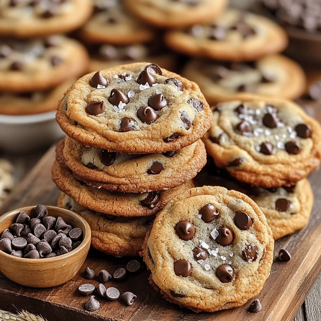 Um die besten Kekse zu machen, benötigen Sie einige einfache Zutaten. Hier sind die Grundzutaten: - 2 1/4 Tassen Allzweckmehl - 1 Teelöffel Backpulver - 1 Teelöffel Salz - 1 Tasse ungesalzene Butter, weich - 3/4 Tasse Kristallzucker - 3/4 Tasse brauner Zucker, fest gepackt - 1 Teelöffel Vanilleextrakt - 2 große Eier - 2 Tassen halbsüße Schokoladenstückchen Diese Zutaten bilden die Basis für die perfekten Kekse. Achten Sie darauf, die Butter weich zu machen. So lassen sich die Zutaten besser vermengen. Manchmal mag ich es, mit zusätzlichen Zutaten zu experimentieren. Hier sind einige Optionen, die Sie hinzufügen können: - 1 Tasse gehackte Walnüsse (optional) - Meersalzflocken zum Bestreuen Die Nüsse geben den Keksen einen schönen Crunch. Das Meersalz hebt den Schokoladengeschmack hervor. Die Wahl der richtigen Zutaten macht einen großen Unterschied. Hier sind einige Tipps: - Verwenden Sie frische Eier und Butter. Das sorgt für mehr Geschmack. - Wählen Sie hochwertige Schokoladenstückchen. Halbsüße Schokolade schmeckt am besten. - Achten Sie auf das Mehl. Allzweckmehl ist ideal für diese Kekse. - Kaufen Sie frische Nüsse und lagern Sie sie richtig, um den besten Geschmack zu behalten. Indem Sie gute Zutaten wählen, erhöhen Sie die Qualität Ihrer Kekse. So werden sie besonders lecker und schmackhaft. Zuerst heize deinen Ofen auf 190°C vor. Lege zwei Backbleche mit Backpapier aus. So bleiben die Kekse nicht kleben. Das ist wichtig, um perfekte Kekse zu backen. Bereite alle Zutaten vor. Du brauchst Mehl, Butter, Zucker, Eier und Schokoladenstückchen. Wenn du Walnüsse magst, nimm sie auch. Nimm eine mittlere Schüssel. Mische das Mehl, Backpulver und Salz gut. Stelle diese Mischung dann beiseite. In einer großen Schüssel schlägst du die weiche Butter mit Kristall- und braunem Zucker. Schlage sie hell und luftig für etwa 2-3 Minuten. Füge dann den Vanilleextrakt hinzu. Gib die Eier nacheinander dazu. Mische gut nach jedem Ei. Jetzt kommt die trockene Mischung dazu. Rühre vorsichtig, bis alles gerade vermischt ist. Füge die Schokoladenstückchen und Walnüsse vorsichtig hinzu. Nimm einen Keksportionierer oder einen Esslöffel. Setze gleichmäßige Portionen des Teigs auf die Backbleche. Lass genug Platz zwischen den Keksen. Das ist wichtig, damit sie beim Backen nicht zusammenkleben. Streue eine Prise Meersalz auf die Portionen. Backe die Kekse für 9-11 Minuten. Die Ränder sollen goldbraun sein. Die Mitte darf weich bleiben. Lass die Kekse 5 Minuten auf dem Blech abkühlen. Danach lege sie auf ein Kühlgitter. Die perfekte Temperatur für deine Kekse ist 190°C. Backe sie für 9 bis 11 Minuten. Die Ränder sollten goldbraun sein, während die Mitte weich bleibt. So bekommst du die beste Textur. Achte darauf, deine Kekse nicht zu lange zu backen. Sie werden beim Abkühlen fester. Um die perfekte Konsistenz zu erreichen, mische die trockenen Zutaten gut. Rühre die nassen Zutaten langsam unter. Übermische den Teig nicht! Zu viel Rühren kann die Kekse hart machen. Verwende einen Keksportionierer für gleichmäßige Portionen. So backen die Kekse gleichmäßiger und sehen toll aus. Ein häufiger Fehler ist, die Butter zu schmelzen. Verwende weiche, aber nicht geschmolzene Butter. Das macht die Kekse fluffig. Wenn der Teig zu klebrig ist, füge etwas Mehl hinzu. Achte darauf, genügend Abstand zwischen den Keksen zu lassen. So vermeiden sie das Zusammenkleben im Ofen. Wenn die Kekse nicht gut aufgehen, überprüfe das Backpulver. Es sollte frisch sein. {{image_4}} Für diese Kekse gibt es viele tolle Schokoladen-Variationen. Sie können verschiedene Schokoladensorten verwenden. Probieren Sie Vollmilchschokolade oder Zartbitterschokolade. Hier sind ein paar Ideen: - Mischen Sie halbsüße und weiße Schokolade. - Fügen Sie Schokoladenstückchen mit Meersalz hinzu. - Verwenden Sie gefüllte Schokoladenstückchen für mehr Geschmack. Wenn Sie gesündere Kekse möchten, gibt es viele Alternativen. Sie können die Butter durch Apfelmus ersetzen. Das macht die Kekse leichter. Hier sind einige Vorschläge: - Verwenden Sie Vollkornmehl statt Allzweckmehl. - Ersetzen Sie Zucker durch Honig oder Agavendicksaft. - Fügen Sie Haferflocken oder Nüsse für mehr Nährstoffe hinzu. Viele Menschen haben spezielle diätetische Anforderungen. Zum Beispiel können Sie glutenfreie Kekse machen. Hier sind einige Anpassungen: - Nutzen Sie glutenfreies Mehl. - Verwenden Sie vegane Butter und pflanzliche Eier. - Lassen Sie die Walnüsse weg, wenn jemand allergisch ist. Diese Variationen machen die Kekse vielseitig und lecker für jeden Geschmack! Um die frisch gebackenen Kekse zu lagern, lege sie in einen luftdichten Behälter. Ein gut verschlossener Behälter hält die Kekse weich und lecker. Achte darauf, dass die Kekse vollständig abgekühlt sind, bevor du sie hineinlegst. Eine Schicht Pergamentpapier zwischen den Keksen verhindert, dass sie zusammenkleben. Du kannst die Kekse auch einfrieren. Lege die Kekse in eine gefriergeeignete Tüte oder einen Behälter. So bleiben sie bis zu drei Monate frisch. Um sie zu genießen, lasse sie einfach im Kühlschrank auftauen oder bei Zimmertemperatur stehen. Du kannst auch den ungebackenen Teig portionieren und einfrieren. Backe die Kekse direkt aus dem Gefrierfach, einfach die Backzeit leicht verlängern. Die Kekse bleiben bei richtiger Lagerung etwa eine Woche frisch. Wenn du sie länger aufbewahren möchtest, ist das Einfrieren die beste Option. Achte darauf, die Kekse vor Feuchtigkeit zu schützen. Feuchtigkeit kann die Kekse hart machen. Wenn du die Lagerung beachtest, hast du immer einen leckeren Snack zur Hand! Die Kekse bleiben frisch für etwa eine Woche. Lagern Sie sie in einem luftdichten Behälter. So bleiben sie weich. Wenn Sie möchten, dass sie länger frisch bleiben, können Sie sie einfrieren. In einem Gefrierbeutel halten sie bis zu drei Monate. Ja, Sie können den Teig im Voraus machen. Formen Sie ihn zu Kugeln und legen Sie ihn auf ein Backblech. Decken Sie das Blech ab und stellen Sie es in den Kühlschrank. So können Sie die Kekse bis zu zwei Tage später backen. Alternativ können Sie den Teig auch einfrieren und später verwenden. Wenn der Teig zu klebrig ist, fügen Sie etwas mehr Mehl hinzu. Mischen Sie es vorsichtig ein, bis der Teig besser formbar ist. Achten Sie darauf, nicht zu viel Mehl hinzuzufügen, da dies die Kekse hart machen kann. Ein kalter Teig lässt sich auch leichter formen. Die Zutaten und die Schritt-für-Schritt-Anleitung helfen dir, perfekte Kekse zu backen. Mit den Tipps und Tricks für die richtige Konsistenz vermeidest du häufige Fehler. Du kannst auch Variationen ausprobieren, um die Kekse anzupassen. Achte bei der Lagerung auf die Frische, damit sie lange gut bleiben. Jetzt bist du bereit, dein eigenes Rezept auszuprobieren. Viel Spaß beim Backen und Genießen deiner leckeren Kekse!