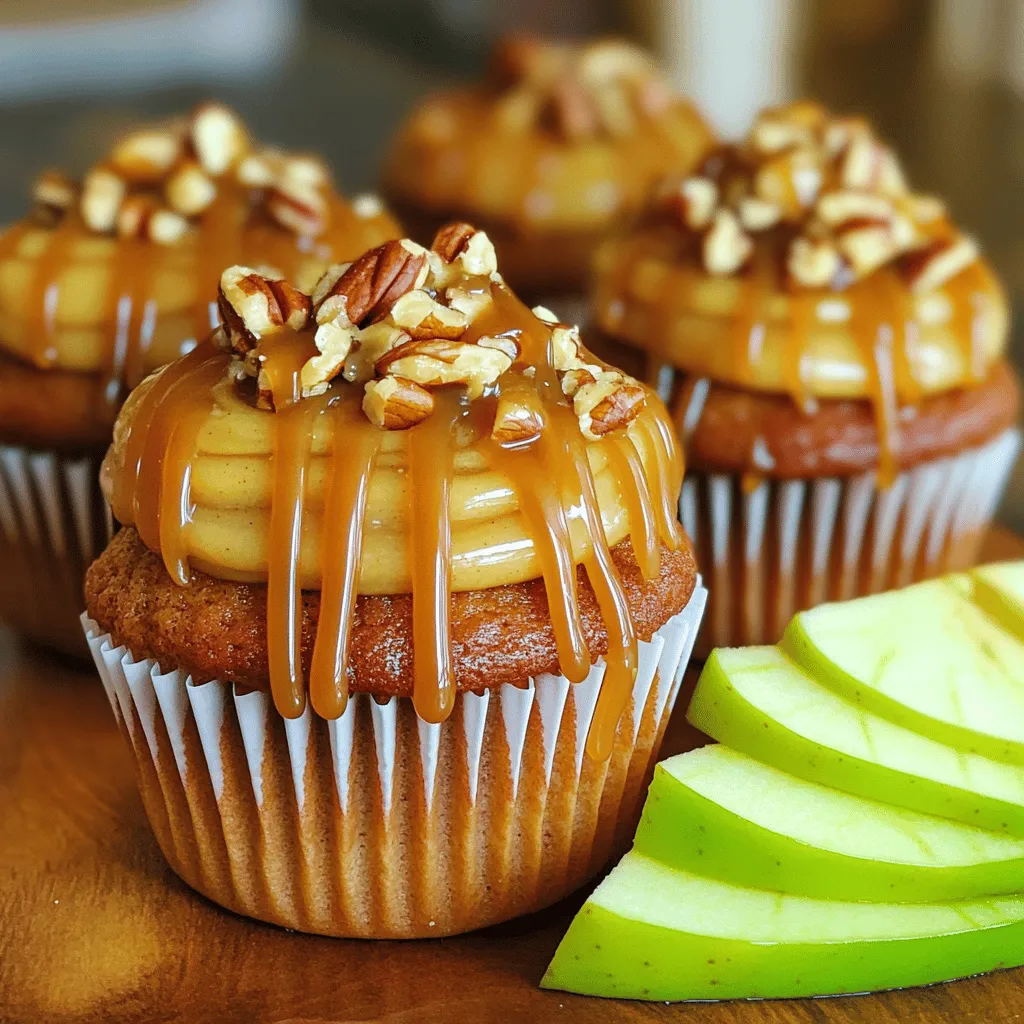 Für die Karamell-Apfelwein-Cupcakes benötigst du folgende Zutaten: - 1 ½ Tassen Allzweckmehl - 1 Tasse Apfelwein - 1 Tasse Zucker - ½ Tasse ungesalzene Butter, weich - 2 große Eier - 1 Teelöffel Backpulver - 1 Teelöffel Natron - 1 Teelöffel Zimt - ½ Teelöffel Muskatnuss - ¼ Teelöffel Salz - 1 Tasse geriebener Apfel (ca. 1 mittelgroßer Apfel) - ½ Tasse Karamellsauce (fertig gekauft oder hausgemacht) - Optional: gehackte Pekannüsse zum Bestreuen Wähle frisch gepressten Apfelwein für besten Geschmack. Er sollte süß und klar sein. Achte darauf, die Butter weich zu machen, damit sie sich gut mit dem Zucker mischt. Die Eier sollten Zimmertemperatur haben. Das hilft, eine luftige und gleichmäßige Mischung zu erzielen. Verwende frische Gewürze, um den Geschmack zu verstärken. Muskatnuss und Zimt sind die Stars dieser Cupcakes. Falls du Allzweckmehl vermeiden möchtest, probiere Mandelmehl oder glutenfreies Mehl. Du kannst auch ungesüßtes Apfelmus anstelle der Butter verwenden, um die Cupcakes vegan zu machen. Wenn du keinen Apfelwein zur Hand hast, nimm Apfelsaft mit etwas Zitronensaft. Das gibt eine ähnliche Note. Die Karamellsauce kann auch durch Schokoladensauce ersetzt werden. Heizen Sie Ihren Ofen auf 175°C vor. Dies ist wichtig, um die Cupcakes gleichmäßig zu backen. Nehmen Sie ein Muffinblech und legen Sie es mit 12 Cupcake-Förmchen aus. Diese Förmchen helfen, die Cupcakes in Form zu halten. Nehmen Sie eine mittelgroße Schüssel. Vermengen Sie dort das Mehl, das Backpulver, das Natron, den Zimt, die Muskatnuss und das Salz. Diese Mischung sorgt für einen tollen Geschmack. In einer großen Rührschüssel schlagen Sie die weiche Butter mit dem Zucker. Nutzen Sie dafür einen elektrischen Mixer und mixen Sie etwa 2-3 Minuten. Die Mischung sollte leicht und luftig sein. Fügen Sie nun die Eier nacheinander hinzu. Rühren Sie gut nach jedem Ei. Gießen Sie den Apfelwein dazu und mixen Sie alles gut. Jetzt fügen Sie langsam die trockenen Zutaten zur nassen Mischung hinzu. Rühren Sie vorsichtig, bis alles gerade so vermischt ist. Zuletzt heben Sie den geriebenen Apfel unter. Dies gibt den Cupcakes einen frischen Apfelgeschmack. Teilen Sie den Teig gleichmäßig auf die Förmchen auf. Füllen Sie sie zu etwa zwei Dritteln. Backen Sie die Cupcakes 18-20 Minuten lang. Nutzen Sie einen Zahnstocher, um zu testen, ob sie fertig sind. Wenn der Zahnstocher sauber herauskommt, sind die Cupcakes bereit. Lassen Sie die Cupcakes 5 Minuten im Blech abkühlen. Danach nehmen Sie sie heraus und platzieren sie auf einem Kuchengitter. Lassen Sie sie vollständig abkühlen. Sobald sie kalt sind, träufeln Sie die Karamellsauce über die Oberseite. Wenn Sie möchten, können Sie auch gehackte Pekannüsse darauf streuen. Um den perfekten Teig für Ihre Karamell-Apfelwein-Cupcakes zu bekommen, müssen Sie einige Dinge beachten. Messen Sie das Mehl genau ab. Zu viel Mehl macht die Cupcakes trocken. Mischen Sie die trockenen Zutaten gut, bevor Sie sie zu den feuchten Zutaten geben. Rühren Sie den Teig nur bis alles gut vermischt ist. Zu langes Rühren macht den Teig zäh. Der Teig sollte leicht und fluffig sein. Wenn Sie die Äpfel hinzufügen, achten Sie darauf, sie gleichmäßig zu verteilen. Ein häufiger Fehler ist, den Ofen nicht richtig vorzuheizen. Stellen Sie sicher, dass der Ofen auf 175°C vorgeheizt ist. Ein weiterer Fehler ist, die Cupcakes zu lange zu backen. Überprüfen Sie sie nach 18 Minuten mit einem Zahnstocher. Wenn er sauber rauskommt, sind sie fertig. Lassen Sie die Cupcakes nach dem Backen nicht zu lange im Blech. Fünf Minuten reichen aus, bevor Sie sie auf ein Kuchengitter legen. So bleiben sie saftig und weich. Die Dekoration macht viel aus. Träufeln Sie Karamellsauce über die Cupcakes, wenn sie abgekühlt sind. Das sieht toll aus und schmeckt gut. Verwenden Sie gehackte Pekannüsse für einen knusprigen Biss. Sie können auch Apfelscheiben auf die Cupcakes legen. Das sieht frisch aus und bringt Farbe auf den Teller. Stellen Sie die Cupcakes auf einen schönen Teller und träufeln Sie etwas Karamellsauce in einer Spirale um die Cupcakes. So wirken sie noch einladender. {{image_4}} Bei Karamell-Apfelwein-Cupcakes gibt es viele Frosting-Optionen. Klassisches Vanillefrosting passt gut. Eine andere tolle Wahl ist Zimt-Buttercreme. Für eine süßere Note probiere Karamell-Buttercreme. Diese Optionen machen die Cupcakes noch leckerer. Wenn du glutenfrei backen möchtest, verwende glutenfreies Mehl. Das funktioniert gut in diesem Rezept. Für vegane Cupcakes ersetze die Eier durch Apfelmus oder Leinsamen. Nutze pflanzliche Butter und einen veganen Apfelwein. So kannst du alle genießen! Für mehr Geschmack kannst du Karamellstückchen in den Teig geben. Schokoladeneinlagen sind auch eine tolle Idee. Sie sorgen für einen süßen Überraschungseffekt. Probiere auch Gewürze wie Ingwer oder Nelken für eine besondere Note. Die Karamell-Apfelwein-Cupcakes bleiben frisch, wenn du sie richtig lagerst. Bewahre sie in einem luftdichten Behälter auf. So bleibt die Feuchtigkeit erhalten. Stelle den Behälter an einen kühlen, dunklen Ort. Du kannst auch den Kühlschrank nutzen, wenn du sie länger aufbewahren möchtest. Um die Cupcakes einzufrieren, lasse sie zuerst vollständig abkühlen. Wickele jeden Cupcake in Frischhaltefolie. Lege sie dann in einen gefrierfesten Behälter. So bleiben sie bis zu drei Monate frisch. Zum Auftauen lege die Cupcakes einfach in den Kühlschrank. Lass sie über Nacht auftauen. Die Karamell-Apfelwein-Cupcakes halten sich in der Regel bis zu fünf Tage. Achte darauf, dass sie gut verpackt sind. Überprüfe sie regelmäßig auf Anzeichen von Trockenheit. Wenn du sie im Kühlschrank aufbewahrst, kann die Haltbarkeit etwas länger sein. Diese Karamell-Apfelwein-Cupcakes bleiben frisch für etwa drei Tage. Lagern Sie sie in einem luftdichten Behälter. So bleibt die Feuchtigkeit erhalten. Wenn es warm ist, stellen Sie die Cupcakes besser in den Kühlschrank. So bleiben sie länger gut. Ja, Sie können auch Apfelsaft nehmen. Es wird den Cupcakes einen süßen Geschmack geben. Auch Birnenwein ist eine gute Option. Diese Alternativen sind leicht erhältlich und sorgen für einen leckeren Geschmack. Sie können den Teig am Vortag zubereiten. Lagern Sie ihn in einer Schüssel im Kühlschrank. Wenn Sie bereit sind zu backen, füllen Sie die Förmchen und backen Sie wie gewohnt. So sparen Sie Zeit und können Ihre Gäste beeindrucken. Die wichtigsten Zutaten und Schritte zum Backen von perfekten Cupcakes sind jetzt klar. Sie wissen, wie man die besten Zutaten auswählt und was bei der Zubereitung wichtig ist. Die Tipps helfen, Fehler zu vermeiden. Sie können auch Variationen anpassen, um verschiedene Geschmäcker zu treffen. Denken Sie daran, wie man die Cupcakes richtig lagert, damit sie frisch bleiben. Mit diesen Informationen sind Sie bereit, Ihre eigenen leckeren Cupcakes zu backen und zu genießen. Viel Spaß beim Backen und Experimentieren!
