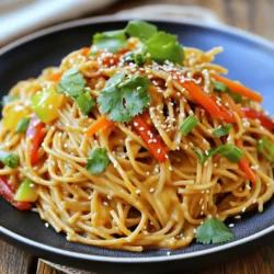 Für die Minute Scharfe Erdnudeln brauchst du ein paar einfache Zutaten. Hier ist, was du benötigst: - 225 g Vollkornspaghetti oder Reisnudeln - 80 ml cremige Erdnussbutter - 30 ml Sojasauce - 30 ml Sesamöl - 15 ml Honig oder Ahornsirup - 15 ml Sriracha (nach Geschmack) - 2 Knoblauchzehen, fein gehackt - 2,5 cm Stück Ingwer, gerieben - 60 ml warmes Wasser (bei Bedarf mehr) Diese Zutaten bilden die Basis für das Gericht. Die Nudeln geben dir die nötige Fülle und die Erdnussbutter sorgt für einen cremigen Geschmack. Die Gewürze und Öle bringen das Gericht zum Leben. Du verwendest: - 30 ml Sojasauce für einen salzigen Kick. - 30 ml Sesamöl verleiht einen nussigen Geschmack. - 15 ml Honig oder Ahornsirup bringen die Süße. - 15 ml Sriracha sorgt für die Schärfe, die du magst. Diese Kombination macht die Sauce vollmundig und aufregend. Du kannst die Schärfe mit Sriracha anpassen. Gemüse macht die Erdnudeln bunt und gesund. Hier sind die Optionen: - 150 g geraspelte Karotten - 1 Paprika, dünn geschnitten - 60 ml frische Frühlingszwiebeln, gehackt Du kannst auch weiteres Gemüse hinzufügen. Brokkoli oder Zucchini passen gut. Frisches Gemüse sorgt für Crunch und Farbe. Um die Nudeln perfekt zu kochen, bringen Sie einen großen Topf Wasser zum Kochen. Fügen Sie die 225 g Vollkornspaghetti oder Reisnudeln hinzu. Kochen Sie die Nudeln, bis sie al dente sind. Das dauert meistens etwa 8 bis 10 Minuten. Wenn sie fertig sind, gießen Sie sie ab und stellen Sie sie beiseite. In einer großen Schüssel kombinieren Sie die cremige Erdnussbutter, Sojasauce, Sesamöl, Honig oder Ahornsirup und Sriracha. Fügen Sie den fein gehackten Knoblauch und den geriebenen Ingwer hinzu. Jetzt geben Sie 60 ml warmes Wasser dazu. Rühren Sie mit einem Schneebesen, bis die Sauce glatt und cremig ist. Wenn die Sauce zu dick ist, fügen Sie nach Bedarf mehr warmes Wasser hinzu. Geben Sie die gekochten Nudeln in die Schüssel mit der Erdnusssauce. Mischen Sie alles gut, sodass die Nudeln gleichmäßig mit der Sauce überzogen sind. Jetzt fügen Sie die 150 g geraspelten Karotten und die dünn geschnittene Paprika hinzu. Rühren Sie alles sanft um, bis die Zutaten gut verteilt sind. Servieren Sie die Nudeln in Schalen und garnieren Sie sie mit den gehackten Frühlingszwiebeln und Sesamsamen. Optional können Sie frischen Koriander hinzufügen. Um die perfekte Konsistenz für die Erdnusssauce zu erreichen, ist es wichtig, die richtige Menge Wasser zu verwenden. Beginne mit 60 ml warmem Wasser. Wenn die Sauce zu dick ist, füge mehr Wasser hinzu, bis sie cremig ist. Du solltest die Sauce gut verrühren, damit sie glatt bleibt. Eine cremige Sauce sorgt für einen tollen Geschmack. Um Zeit zu sparen, kannst du die Nudeln und die Sauce gleichzeitig zubereiten. Koche die Nudeln, während du die Sauce machst. Bereite die Sauce in einer großen Schüssel vor. Wenn die Nudeln fertig sind, mische sie sofort mit der Sauce. So bleibt alles warm und frisch. Das spart dir wertvolle Minuten in der Küche. Das Anrichten macht deine Scharfen Erdnudeln noch leckerer. Verwende kleine Schalen, um die Nudeln zu servieren. Streue die gehackten Frühlingszwiebeln und Sesamsamen darüber. Wenn du magst, füge frischen Koriander hinzu. Das sieht nicht nur toll aus, sondern gibt auch einen frischen Geschmack. Serviere die Nudeln sofort, damit sie am besten schmecken. {{image_4}} Für eine vegetarische Variante können Sie Tofu verwenden. Schneiden Sie den Tofu in Würfel und braten Sie ihn goldbraun. Fügen Sie ihn dann zu den Nudeln hinzu. Sie erhalten einen tollen Geschmack und eine gute Textur. Auch Kichererbsen sind eine gute Wahl. Sie geben Proteine und einen schönen Biss. Wenn Sie mehr Protein möchten, probieren Sie Hähnchen oder Garnelen. Kochen Sie das Hähnchen oder die Garnelen in einer Pfanne mit etwas Öl. Geben Sie sie dann zu den Nudeln und der Sauce. Für eine vegane Option können Sie auch Tempeh verwenden. Tempeh hat einen nussigen Geschmack und passt gut zu den Erdnudeln. Möchten Sie es milder? Reduzieren Sie die Sriracha oder lassen Sie sie ganz weg. Fügen Sie stattdessen einen Spritzer Zitronensaft hinzu. Für mehr Knoblauchgeschmack können Sie mehr Knoblauchzehen verwenden. Experimentieren Sie mit verschiedenen Gemüsesorten. Brokkoli oder Zucchini sind leckere Optionen. So passen Sie die Nudeln an, damit sie jedem schmecken. Wenn Sie Reste haben, bewahren Sie diese in einem luftdichten Behälter auf. Stellen Sie sicher, dass die Nudeln gut abgekühlt sind, bevor Sie sie lagern. So bleibt ihre Textur erhalten. Im Kühlschrank halten sie sich bis zu drei Tage. Achten Sie darauf, die Sauce gut zu verteilen, um ein Austrocknen der Nudeln zu verhindern. Sie können die Nudeln auch einfrieren. Teilen Sie sie in Portionen und legen Sie diese in gefriergeeignete Beutel. Entfernen Sie so viel Luft wie möglich, bevor Sie die Beutel verschließen. Die Nudeln können bis zu drei Monate im Gefrierfach bleiben. Denken Sie daran, die Sauce separat zu lagern, damit sie frisch bleibt. Um die Reste wieder aufzuwärmen, geben Sie die Nudeln in eine Pfanne. Fügen Sie ein wenig Wasser oder Öl hinzu, um ein Ankleben zu vermeiden. Erwärmen Sie sie bei mittlerer Hitze, bis sie warm sind. Sie können auch die Mikrowelle nutzen. Stellen Sie sicher, dass Sie die Nudeln in einem mikrowellengeeigneten Behälter mit etwas Wasser abdecken. So bleiben sie saftig und lecker. Die Schärfe von scharfen Erdnudeln hängt von der Sriracha ab. Du kannst die Menge an Sriracha anpassen. Wenn du es milder magst, nimm weniger. Für einen extra Kick, verwende mehr. Diese Nudeln sind anpassbar für jeden Geschmack. Ja, du kannst die Erdnussbutter ersetzen. Eine gute Option ist Mandelbutter. Tahini ist auch eine tolle Wahl. Beide geben einen anderen Geschmack, aber sie sind lecker. Achte darauf, dass die Konsistenz ähnlich bleibt. Vollkornspaghetti sind fantastisch für dieses Rezept. Auch Reisnudeln funktionieren gut. Du kannst sogar Zucchini-Nudeln probieren, wenn du eine low-carb Option möchtest. Wähle die Nudeln, die dir am besten schmecken. Erdnussnudeln sind einfach zuzubereiten und lecker. Wir haben die besten Zutaten, Gewürze und Gemüseoptionen behandelt. Die Schritt-für-Schritt-Anleitung führt dich durch das Kochen und die Sauce. Tipps helfen dir, Zeit zu sparen und die perfekte Konsistenz zu erreichen. Variationen bieten Alternativen für jeden Geschmack. Denke daran, Reste richtig zu lagern. Mit diesen einfachen Schritten kannst du schmackhafte Erdnussnudeln genießen. Probiere sie aus und erlebe den Genuss selbst!