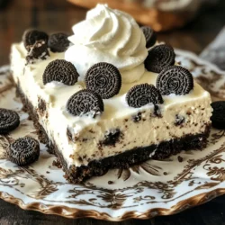 - 24 Oreo-Kekse, zermahlen - 60 ml ungesalzene Butter, geschmolzen - 450 g Frischkäse, weich - 125 g Puderzucker - 1 Teelöffel Vanilleextrakt - 240 ml Schlagsahne - 10 Oreo-Kekse, grob gehackt - Zusätzliche Oreo-Krümel oder ganze Kekse zur Dekoration Die Qualität der Zutaten ist wichtig. Verwenden Sie frischen Frischkäse und echte Vanilla. Diese Zutaten tragen dazu bei, dass der Geschmack intensiv und lecker bleibt. Wenn Sie einen anderen Keks als Oreo verwenden möchten, achten Sie darauf, dass er ähnlich knusprig ist. Für eine glutenfreie Variante nutzen Sie glutenfreie Kekse. Statt Frischkäse können Sie auch eine vegane Alternative wählen. Hierbei eignen sich pflanzliche Quark- oder Cashew-Cremes gut. Wenn Sie Laktose meiden, gibt es auch laktosefreien Frischkäse. Zuerst zermahle die 24 Oreo-Kekse in einer Schüssel. Du kannst sie in einen Beutel geben und mit einem Nudelholz zerdrücken. Mische die zermahlenen Kekse mit 60 ml geschmolzener Butter. Rühre gut um, bis die Krümel gleichmäßig feucht sind. Gib die Keks-Butter-Mischung in eine 23x23 cm große Backform. Diese sollte mit Backpapier ausgelegt sein. Drücke die Mischung fest mit einem Spatel oder deinen Händen hinein. So entsteht eine feste Kruste. Stelle die Form für 10 Minuten ins Gefrierfach. In einer großen Schüssel rühre 450 g weichen Frischkäse mit einem elektrischen Mixer. Mische den Frischkäse, bis er glatt ist. Füge nach und nach 125 g Puderzucker und 1 Teelöffel Vanilleextrakt hinzu. Rühre weiter, bis alles gut vermischt ist. Nimm eine separate Schüssel und schlage 240 ml Schlagsahne. Schlage sie, bis sich steife Spitzen bilden. Jetzt hebe die geschlagene Sahne vorsichtig unter die Frischkäsemasse. Mische, bis alles gut vereint ist. Nehme 10 Oreo-Kekse und hacke sie grob. Hebe die gehackten Kekse unter die Käsemasse. So verteilen sie sich gleichmäßig in der Füllung und sorgen für einen schönen Crunch. Wenn die Kruste fest ist, verteile die Käsemasse gleichmäßig darauf. Nutze einen Spatel, um die Oberfläche glatt zu streichen. Achte darauf, dass die Masse gut an der Kruste haftet. Bedecke die Form mit Frischhaltefolie. Stelle sie für mindestens 4 Stunden in den Kühlschrank. So wird der Käsekuchen fest und lässt sich gut schneiden. Nach dem Kühlen kannst du den Käsekuchen aus der Form heben. Nutze das überstehende Backpapier. Schneide ihn in Riegel. Dekoriere die Riegel nach Belieben mit zusätzlichen Oreo-Krümeln oder ganzen Keksen. serviere sie auf einem dekorativen Teller. Um die Füllung perfekt zu machen, benutze weichen Frischkäse. Er sollte Raumtemperatur haben. So wird die Mischung glatt und cremig. Schlage die Sahne, bis sie steife Spitzen hat. Füge die Sahne vorsichtig unter die Frischkäsemasse. Das macht die Füllung luftig und leicht. Die Dekoration macht das Dessert besonders. Streue zusätzliche Oreo-Krümel auf die Füllung. Du kannst auch ganze Oreo-Kekse auf die Riegel legen. Eine kleine Sahnehaube macht die Bars noch schöner. Experimentiere mit verschiedenen Farben oder essbaren Blumen, um es festlich zu gestalten. Lass die Bars mindestens vier Stunden kühlen. So setzen sich die Aromen gut. Serviere die Riegel auf einem schönen Teller. Du kannst auch einen Klecks Schlagsahne dazugeben. Kombiniere die Bars mit einer Tasse Kaffee oder Tee für ein perfektes Dessert. {{image_4}} Es gibt viele Wege, um die No-Bake Oreo Cheesecake Bars zu variieren. Du kannst verschiedene Kekse verwenden. Zum Beispiel eignen sich Schokoladenkekse oder sogar Butterkekse gut. Wenn du einen fruchtigen Geschmack magst, füge pürierte Erdbeeren oder Himbeeren zur Füllung hinzu. Diese geben einen frischen Kick. Wenn du auf deine Kalorien achtest, gibt es Alternativen. Verwende fettarmen Frischkäse und griechischen Joghurt. Das macht die Bars leichter und trotzdem lecker. Du kannst auch die Oreo-Kekse gegen eine zuckerfreie Version tauschen. So bleiben die Bars köstlich und kalorienbewusst. Für die Dekoration sind der Fantasie keine Grenzen gesetzt. Füge Schokoladensauce oder Karamellsoße oben drauf. Das sieht toll aus und schmeckt auch super. Du kannst auch mit frischen Früchten garnieren. Sie bringen Farbe und Geschmack. Denk daran, die Bars mit extra Oreo-Krümeln oder ganzen Keksen zu bestreuen. Das gibt einen schönen Crunch. Die No-Bake Oreo Cheesecake Bars sind einfach zu lagern. Verwenden Sie einen luftdichten Behälter. So bleibt die Frische erhalten. Legen Sie die Riegel zwischen Lagen von Backpapier. Dies verhindert, dass sie aneinander kleben. Wenn Sie die Riegel länger lagern, sollten Sie sie kühlen. Im Kühlschrank halten die Riegel bis zu einer Woche. Achten Sie darauf, dass der Behälter gut verschlossen ist. So bleibt der Geschmack frisch und lecker. Überprüfen Sie die Bars regelmäßig auf Anzeichen von Verderb. Wenn sie seltsam riechen oder sich die Textur verändert, werfen Sie sie weg. Sie können die Riegel auch einfrieren. Wickeln Sie sie fest in Frischhaltefolie. Legen Sie sie dann in einen luftdichten Behälter. So bleiben sie bis zu drei Monate haltbar. Um sie aufzutauen, legen Sie die Riegel einfach in den Kühlschrank. Lassen Sie sie über Nacht auftauen. Genießen Sie die Riegel nach dem Auftauen. Sie schmecken fast wie frisch gemacht! Du kannst die No-Bake Oreo Cheesecake Bars bis zu fünf Tage im Kühlschrank aufbewahren. Achte darauf, sie in einem luftdichten Behälter zu lagern. So bleiben sie frisch und lecker. Ja, du kannst die Bars einfrieren. Schneide sie in Stücke und lege sie in einen gefriergeeigneten Behälter. Sie halten sich bis zu drei Monate im Gefrierfach. Achte darauf, sie gut einzupacken, um Gefrierbrand zu vermeiden. Falls du keinen Frischkäse hast, kannst du griechischen Joghurt oder veganen Frischkäse verwenden. Diese Optionen geben einen ähnlichen Geschmack und eine ähnliche Textur. Die Originalversion enthält Oreo-Kekse, die Gluten enthalten. Du kannst glutenfreie Oreo-Alternativen nutzen, um die Bars glutenfrei zu machen. Achte darauf, auch die anderen Zutaten zu überprüfen. Du kannst die Bars mit verschiedenen Keksen variieren. Probiere Schokoladenkekse oder Butterkekse für die Kruste. Füge Früchte wie Himbeeren oder Erdbeeren zur Käsemasse hinzu, um einen fruchtigen Twist zu bekommen. In diesem Blogbeitrag haben wir die Zutaten und die Schritt-für-Schritt-Anleitung für No-Bake Oreo Cheesecake Bars behandelt. Außerdem habe ich Tipps für die perfekte Konsistenz der Füllung und Dekoration gegeben. Variationen und Aufbewahrungshinweise bieten dir viele Ideen, um dieses Rezept zu genießen. Deine Kreationen werden sicher lecker! Experimentiere mit Aromen und Toppings, um die Bars deinen Vorlieben anzupassen. Viel Spaß beim Zubereiten und Genießen dieser Köstlichkeit!