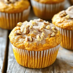 Um die perfekten Kürbis-Kaffeekuchen-Muffins zu backen, benötigen Sie die folgenden Zutaten: - 1 ½ Tassen Weizenmehl - 1 Tasse Kürbispüree aus der Dose - ¾ Tasse brauner Zucker - ½ Tasse weißer Zucker - ½ Tasse pflanzliches Öl - 2 große Eier - 1 Teelöffel Vanilleextrakt - 1 Teelöffel Backpulver - 1 Teelöffel Natron - ½ Teelöffel Salz - 1 Teelöffel gemahlener Zimt - ½ Teelöffel gemahlene Muskatnuss - ½ Teelöffel gemahlener Ingwer - ½ Tasse gehackte Pekannüsse oder Walnüsse (optional) - ¼ Tasse Zucker (für das Topping) - 1 Esslöffel gemahlener Zimt (für das Topping) Die Auswahl guter Zutaten macht den Unterschied. Verwenden Sie frisches Kürbispüree, wenn möglich. Es gibt mehr Geschmack. Achten Sie bei den Nüssen auf Qualität. Frisch geröstete Nüsse geben einen tollen Crunch. Für die Zuckerarten, wählen Sie braunen Zucker mit Melasse. Das gibt mehr Tiefe. Beim Mehl empfehle ich, ein hochwertiges Weizenmehl zu nehmen. Es sorgt für die richtige Textur. Hier sind einige Nährwertangaben für die Hauptzutaten: - Weizenmehl: Liefert Kohlenhydrate und etwas Protein. - Kürbispüree: Reich an Ballaststoffen und Vitaminen. - Brauner Zucker: Bietet Energie, hat aber auch Kalorien. - Pflanzliches Öl: Liefert gesunde Fette. - Eier: Enthalten Protein und wichtige Nährstoffe. Diese Muffins sind nicht nur lecker, sondern auch nahrhaft. Sie sind perfekt für ein Frühstück oder einen Snack! Heize deinen Ofen auf 175°C vor. Nimm ein Muffinblech und lege es mit Papierförmchen aus oder fette es leicht ein. Das macht das Herausnehmen der Muffins viel einfacher. In einer großen Schüssel vermischst du das Weizenmehl, Backpulver, Natron, Salz, Zimt, Muskatnuss und Ingwer. Mische alles gut durch und stelle die Schüssel beiseite. So hast du alle trockenen Zutaten bereit. In einer anderen Schüssel kombinierst du das Kürbispüree, braunen Zucker, weißen Zucker, pflanzliches Öl, Eier und Vanilleextrakt. Rühre alles gut um, bis die Mischung schön glatt aussieht. Das ist wichtig, denn so verbinden sich die Aromen besser. Jetzt nimm die Schüssel mit den trockenen Zutaten. Gib sie nach und nach zu der Kürbismischung. Rühre vorsichtig, bis alles gerade so vermischt ist. Achte darauf, nicht zu lange zu rühren. So bleiben die Muffins fluffig und lecker. Wenn du möchtest, kannst du die gehackten Nüsse jetzt unterheben. Sie geben den Muffins einen tollen Crunch. Fülle den Teig gleichmäßig in die Muffinförmchen. Fülle sie bis etwa ¾ voll, damit sie beim Backen nicht überlaufen. In einer kleinen Schüssel mische den Zucker mit dem gemahlenen Zimt für das Topping. Streue diese Mischung großzügig über den Teig in jedem Förmchen. Backe die Muffins jetzt für 18-20 Minuten. Du weißt, dass sie fertig sind, wenn ein Zahnstocher sauber herauskommt. Lass die Muffins für 5 Minuten in der Form abkühlen. Danach nimm sie vorsichtig heraus und lege sie auf ein Kuchengitter, um vollständig abzukühlen. So bleiben sie schön saftig und lecker. Beim Backen von Muffins gibt es einige häufige Fehler, die Sie vermeiden sollten. Ein großer Fehler ist, die Zutaten zu lange zu mischen. Mischen Sie nur, bis alles gerade verbunden ist, um fluffige Muffins zu bekommen. Ein weiterer Fehler ist das Überfüllen der Förmchen. Füllen Sie die Förmchen nur bis zu ¾, damit die Muffins gut aufgehen. Um die Oberfläche Ihrer Muffins perfekt zu gestalten, streuen Sie die Zimt-Zucker-Mischung gleichmäßig über den Teig. Achten Sie darauf, dass die Mischung gut verteilt ist. So bekommen Sie eine schöne, knusprige Kruste. Lassen Sie etwas Platz zwischen den Muffins, damit sie beim Backen nicht aneinanderkleben. Verwenden Sie ein gutes Muffinblech, das gleichmäßig Wärme leitet. Papierförmchen helfen, die Muffins leicht zu entnehmen. Heizen Sie den Ofen immer vor, um eine gleichmäßige Temperatur zu gewährleisten. Ein Zahnstocher ist Ihr bester Freund. Stecken Sie ihn in die Mitte der Muffins, um zu prüfen, ob sie fertig sind. Wenn er sauber herauskommt, sind die Muffins perfekt gebacken. {{image_4}} Wenn Sie glutenfrei backen möchten, können Sie das Weizenmehl durch eine glutenfreie Mehlmischung ersetzen. Achten Sie darauf, dass die Mischung Xanthan enthält. Das hilft, die Struktur der Muffins zu halten. Die restlichen Zutaten bleiben gleich. Diese Muffins schmecken auch ohne Gluten toll. Eine leckere Idee ist, Schokoladenstückchen oder getrocknete Früchte hinzuzufügen. Dunkle Schokolade passt gut zu dem Kürbis. Sie können auch Rosinen oder getrocknete Cranberries verwenden. Fügen Sie etwa ½ Tasse der Stückchen oder Früchte in den Teig hinzu. So bekommen die Muffins eine süße Überraschung. Sie können die Muffins ganz nach Ihrem Geschmack anpassen. Mögen Sie Kaffee? Fügen Sie 1 Esslöffel Instantkaffee zum Teig hinzu. Das gibt einen tollen Aroma-Kick. Für einen nussigen Geschmack können Sie auch verschiedene Nüsse verwenden. Mandeln oder Haselnüsse passen gut. Sie können die Nüsse grob hacken und in den Teig mischen. So wird jeder Biss knusprig und lecker. Um die Frische der Muffins zu bewahren, lagere sie in einem luftdichten Behälter. Du kannst sie auch in Frischhaltefolie wickeln. So bleibt die Feuchtigkeit drin. Stelle sicher, dass die Muffins vollständig abgekühlt sind, bevor du sie lagerst. Wenn du sie warm aufbewahrst, entsteht Kondenswasser. Das könnte die Muffins matschig machen. Kürbis-Kaffeekuchen-Muffins sind bei richtiger Lagerung etwa 3 bis 5 Tage haltbar. Sie bleiben weich und lecker, wenn du sie kühl und trocken lagerst. Wenn du sie im Kühlschrank aufbewahrst, können sie bis zu einer Woche frisch bleiben. Achte darauf, sie gut zu verpacken, um Trockenheit zu vermeiden. Du kannst die Muffins auch einfrieren, um ihre Haltbarkeit zu verlängern. Lege sie in einen Gefrierbeutel oder einen luftdichten Behälter. Achte darauf, die Muffins gut zu verpacken, um Gefrierbrand zu vermeiden. Sie halten sich bis zu drei Monate im Gefrierfach. Zum Auftauen, nimm die Muffins einfach aus dem Gefrierfach und lasse sie bei Raumtemperatur stehen. Du kannst sie auch in der Mikrowelle kurz aufwärmen, um sie wieder fluffig zu machen. Um frisches Kürbispüree herzustellen, benötigen Sie einen Kürbis. Schneiden Sie ihn in Hälften und entfernen Sie die Kerne. Legen Sie die Hälften mit der Schnittfläche nach unten auf ein Backblech. Backen Sie den Kürbis bei 180°C für etwa 45 Minuten. Wenn er weich ist, nehmen Sie ihn heraus und lassen ihn abkühlen. Dann können Sie das Fruchtfleisch mit einem Löffel herauskratzen und pürieren. So haben Sie frisches Kürbispüree, das Sie in Ihrem Rezept verwenden können. Ja, Sie können diese Muffins vegan machen! Ersetzen Sie die Eier durch Apfelmus oder eine Banane. Verwenden Sie pflanzliche Milch wie Mandel- oder Hafermilch anstelle von normalen Eiern. Auch das Öl bleibt pflanzlich, also ist das einfach. Achten Sie darauf, dass der Zucker vegan ist. So genießen Sie leckere Kürbis-Kaffeekuchen-Muffins ohne tierische Produkte. Zu diesen Muffins passen viele leckere Beilagen. Eine gute Wahl ist Joghurt oder eine Creme aus pflanzlichem Joghurt. Auch eine Tasse Kaffee schmeckt wunderbar dazu. Sie können die Muffins mit etwas Honig oder Marmelade servieren. Ein paar Nüsse oder Früchte als Snack machen das Ganze noch besser. Diese Beilagen bringen noch mehr Geschmack zu den Muffins und machen sie zu einem tollen Snack. In diesem Blogbeitrag habe ich die besten Zutaten für Kürbis-Kaffeekuchen-Muffins erklärt. Du hast eine Schritt-für-Schritt-Anleitung erhalten, die dir beim Backen hilft. Ich habe auch Tipps gegeben, um häufige Fehler zu vermeiden und die Muffins perfekt zu gestalten. Variationen und Aufbewahrungstipps runden das Thema ab. Denk daran, dass du mit den richtigen Zutaten und diesen Tipps köstliche Muffins zaubern kannst. Viel Spaß beim Backen und Genießen!