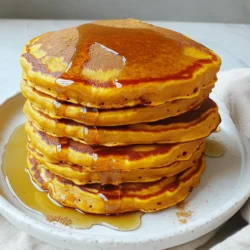 - 1 Tasse Weizenmehl - 1 Esslöffel Backpulver - 1 Teelöffel Kürbisgewürzmischung - 1/2 Teelöffel Salz - 2 Esslöffel brauner Zucker Diese Zutaten sind die Basis für meine köstlichen Pfannkuchen. Weizenmehl sorgt für die Struktur. Backpulver lässt die Pfannkuchen schön aufgehen. Die Kürbisgewürzmischung gibt den typischen Herbstgeschmack. Salz hebt die Süße hervor, und brauner Zucker fügt eine tolle Karamellnote hinzu. - 1 Tasse Kürbispüree - 1 Tasse Milch (oder pflanzliche Alternative) - 1 großes Ei - 2 Esslöffel Ahornsirup (plus extra zum Servieren) - 2 Esslöffel geschmolzene Butter (oder Öl für eine milchfreie Option) Die flüssigen Zutaten bringen Feuchtigkeit in den Teig. Kürbispüree sorgt für einen richigen Geschmack und macht die Pfannkuchen weich. Milch macht den Teig geschmeidig. Das Ei bindet alles zusammen. Ahornsirup gibt einen süßen, reichen Geschmack. Geschmolzene Butter sorgt für einen tollen Duft und eine goldene Farbe. - Zusätzlicher Ahornsirup - Schlagsahne - Gehackte Nüsse - Zimt Ich liebe es, die Pfannkuchen mit zusätzlichem Ahornsirup zu servieren. Schlagsahne macht sie besonders festlich. Gehackte Nüsse geben einen schönen Crunch. Eine Prise Zimt oben drauf rundet alles ab und macht es noch leckerer. - 1 Tasse Weizenmehl - 1 Esslöffel Backpulver - 1 Teelöffel Kürbisgewürzmischung - 1/2 Teelöffel Salz - 2 Esslöffel brauner Zucker - 1 Tasse gekochtes Kürbispüree - 1 Tasse Milch - 1 großes Ei - 2 Esslöffel Ahornsirup - 2 Esslöffel geschmolzene Butter Zuerst solltest du alle Zutaten abmessen und bereitstellen. Das macht die Zubereitung einfach und schnell. Achte darauf, die Zutaten in die richtige Reihenfolge zu bringen. So hast du alles zur Hand, wenn du mit dem Kochen beginnst. Das Kürbispüree kann aus der Dose oder frisch sein. Ich empfehle, es frisch zu verwenden, wenn du die Zeit hast. In einer großen Schüssel vermischst du die trockenen Zutaten. Das sind Mehl, Backpulver, Kürbisgewürzmischung, Salz und brauner Zucker. Mische diese gut mit einem Schneebesen. In einer separaten Schüssel gibst du die nassen Zutaten. Das sind das Kürbispüree, die Milch, das Ei, der Ahornsirup und die geschmolzene Butter. Vermenge alles gut, bis es ganz glatt ist. Nun gießt du die nassen Zutaten in die Schüssel mit den trockenen Zutaten. Rühre vorsichtig um, bis alles gerade so vermischt ist. Es ist wichtig, dass der Teig leicht klumpig bleibt. So werden die Pfannkuchen schön fluffig. Jetzt heizt du eine antihaftbeschichtete Pfanne auf mittlerer Hitze vor. Fette die Pfanne leicht mit Butter oder Öl ein. Wenn die Pfanne heiß ist, gib etwa 1/4 Tasse des Teigs hinein. Backe die Pfannkuchen etwa 2 bis 3 Minuten auf einer Seite. Du siehst, wenn Blasen auf der Oberfläche erscheinen. Dann wendest du die Pfannkuchen und brätst sie weitere 2 bis 3 Minuten, bis sie goldbraun sind. Nimm die Pfannkuchen aus der Pfanne und halte sie warm. Du kannst sie in einem abgedeckten Behälter aufbewahren, während du den restlichen Teig brätst. Schließlich servierst du die Pfannkuchen warm mit extra Ahornsirup. Genieß sie! Um Klumpen im Teig zu vermeiden, mische die trockenen Zutaten gut. Achte darauf, das Mehl, Backpulver, und die Gewürze gleichmäßig zu verteilen. Wenn du die nassen Zutaten hinzufügst, rühre vorsichtig. Es ist okay, wenn der Teig leicht klumpig ist. Zu viel Rühren macht die Pfannkuchen zäh. Du kannst verschiedene Mehlalternativen verwenden. Vollkornmehl ist eine gesunde Wahl, die mehr Ballaststoffe bietet. Glutenfreies Mehl funktioniert auch gut. Es kann sein, dass du etwas mehr Flüssigkeit brauchst. Experimentiere mit verschiedenen Mehlarten, um deinen perfekten Pfannkuchen zu finden. Zusätzliche Aromen machen die Pfannkuchen noch besser. Versuche, sie mit Schlagsahne und gehackten Nüssen zu toppen. Eine Prise Zimt oder Muskatnuss gibt einen tollen Geschmack. Für die Süße füge mehr Ahornsirup hinzu. Lass deiner Kreativität freien Lauf und finde deine Lieblingskombination! {{image_4}} Für die Pfannkuchen kannst du Vollkornmehl verwenden. Das gibt jedem Biss mehr Ballaststoffe. Es schmeckt nussiger und gibt dir mehr Energie. Wenn du glutenfrei leben möchtest, probiere Mandeln- oder Kokosmehl. Beide sind tolle Alternativen. Sie haben einen eigenen Geschmack, der gut zu Kürbis passt. Um die Pfannkuchen vegan zu machen, ersetze die Milch durch pflanzliche Milch. Mandelmilch oder Hafermilch sind großartige Optionen. Für die Butter kannst du einfach Öl verwenden, zum Beispiel Kokosöl. Das macht die Pfannkuchen schön saftig. Du kannst auch ein Leinsamen-Ei verwenden, um das normale Ei zu ersetzen. Mische dazu einen Esslöffel Leinsamen mit drei Esslöffeln Wasser und lasse es kurz quellen. Wenn du spezielle Diäten beachtest, passe das Rezept an. Zum Beispiel, wenn du Zucker vermeiden möchtest, nimm einen Zuckerersatz. Stevia oder Erythrit sind gute Optionen. Für eine proteinreiche Variante, füge etwas Proteinpulver hinzu. Das ändert den Geschmack nicht, gibt aber einen extra Schub. So kannst du gesunde Pfannkuchen genießen, die trotzdem lecker sind. Lagere die Pfannkuchen im Kühlschrank oder Gefrierschrank. Im Kühlschrank bleiben sie frisch für bis zu drei Tage. Lege sie in einen luftdichten Behälter. Du kannst sie auch einfrieren. Wickel die Pfannkuchen in Frischhaltefolie und lege sie in einen Gefrierbeutel. So bleiben sie bis zu zwei Monate haltbar. Die besten Methoden zum Aufwärmen sind einfach. Du kannst die Pfannkuchen in der Mikrowelle aufwärmen. Stelle die Mikrowelle auf niedrige Leistung und erwärme sie für 20 bis 30 Sekunden. Alternativ kannst du sie in einer Pfanne bei niedriger Hitze erwärmen. Das hält sie weich und lecker. Vermeide es, sie zu lange zu erhitzen. So bleiben sie nicht trocken. Die Haltbarkeit von Kürbispüree ist wichtig. Offenes Kürbispüree hält im Kühlschrank etwa eine Woche. Achte darauf, es gut zu verschließen. Wenn du es einfrierst, bleibt es bis zu sechs Monate frisch. Andere Zutaten wie Mehl und Zucker halten lange. Lagere sie an einem kühlen, trockenen Ort. So bleiben sie lange gut. Um die besten Kürbisgewürz-Pfannkuchen zu machen, achte auf die Teigzubereitung. Verwende frische Zutaten für den besten Geschmack. Mische die trockenen Zutaten gut in einer Schüssel. In einer anderen Schüssel die feuchten Zutaten gut verrühren. Es ist wichtig, die nassen Zutaten vorsichtig in die trockenen zu gießen. Rühre nur kurz, bis alles vermischt ist. Der Teig darf klumpig bleiben. So bleiben die Pfannkuchen fluffig. Beim Braten solltest du die Pfanne gut vorheizen. Verwende wenig Butter oder Öl, um Ankleben zu vermeiden. Gieße etwa 1/4 Tasse Teig pro Pfannkuchen in die Pfanne. Backe sie, bis sich Blasen bilden. Wende die Pfannkuchen und brate sie goldbraun. So werden sie perfekt! Ja, du kannst die Pfannkuchen im Voraus zubereiten. Lasse sie nach dem Braten auf einem Teller abkühlen. Decke sie dann ab oder lege sie in einen Behälter. Im Kühlschrank bleiben sie etwa drei Tage frisch. Du kannst sie auch einfrieren. Lege sie zwischen Schichten von Backpapier. So vermeiden sie das Ankleben. Im Gefrierfach bleiben sie etwa einen Monat gut. Wenn du sie aufwärmen möchtest, benutze die Mikrowelle oder die Pfanne. In der Mikrowelle dauert es nur eine Minute. In der Pfanne brate sie bei schwacher Hitze, bis sie warm sind. So schmecken sie fast wie frisch gemacht! Es gibt viele leckere Toppings für deine Kürbisgewürz-Pfannkuchen. Ahornsirup ist ein Klassiker und passt perfekt. Du kannst auch Schlagsahne verwenden, um es cremig zu machen. Gehackte Nüsse geben einen tollen Crunch. Eine Prise Zimt oder Muskatnuss sorgt für extra Geschmack. Wenn du etwas anderes ausprobieren möchtest, füge frisches Obst hinzu. Bananen oder Äpfel sind tolle Optionen. Du kannst auch Schokoladensauce oder Karamell verwenden. So wird dein Frühstück noch süßer und aufregender! Diese Anleitung zu Kürbisgewürz-Pfannkuchen deckt alles ab, was Sie wissen müssen. Wir haben die Hauptzutaten, die Schritt-für-Schritt-Zubereitung, praktische Tipps und Variationen besprochen. Denken Sie daran, das Rezept nach Ihrem Geschmack anzupassen. Ob gesund oder vegan, Pfannkuchen machen immer Freude. Nutzen Sie die Tipps zur Lagerung, um Reste frisch zu halten. Genießen Sie Ihre Pfannkuchen mit leckeren Toppings. So wird jedes Frühstück zu etwas Besonderem. Machen Sie sich bereit für einen tollenTag!