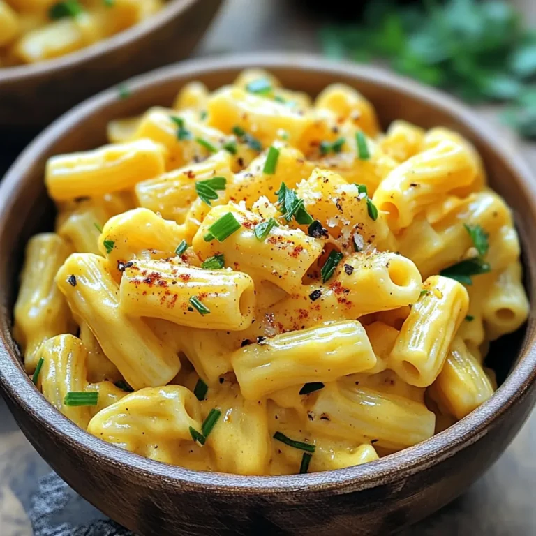Die Hauptzutaten für die Protein Cottage Cheese Mac & Cheese sind einfach und lecker. Du brauchst: - 225 g Ellbogen-Makkaroni - 240 g Quark (magere oder vollfette Variante) - 120 g geriebener scharfer Cheddar-Käse - 50 g geriebener Parmesan-Käse - 60 g Naturjoghurt Diese Zutaten geben deinem Gericht einen tollen Geschmack und viel Protein. Quark macht es cremig und gesund. Die Gewürze und Öle machen das Gericht besonders. Du solltest haben: - 1 Esslöffel Olivenöl - 2 Knoblauchzehen, fein gehackt - 1 Teelöffel Dijon-Senf - 1/2 Teelöffel Paprika - Salz und Pfeffer nach Geschmack Das Olivenöl und der Knoblauch geben einen wunderbaren Duft. Senf und Paprika bringen mehr Tiefe ins Gericht. Für die Garnierung und den extra Touch kannst du frische Kräuter verwenden. Ich empfehle: - Frische Petersilie oder Schnittlauch (optional) Diese Kräuter sorgen für einen frischen Geschmack und eine schöne Farbe. Du kannst auch Gemüse oder Fleisch hinzufügen, um das Gericht noch nahrhafter zu machen. Um die perfekten Makkaroni zu kochen, bringst du einen großen Topf mit Wasser zum Kochen. Füge eine großzügige Menge Salz hinzu. Das gibt den Nudeln Geschmack. Gib die Ellbogen-Makkaroni ins Wasser. Koche sie gemäß den Anweisungen auf der Verpackung. Sie sollten al dente sein, also noch etwas bissfest. Nach dem Kochen gießt du die Nudeln ab und stellst sie beiseite. Jetzt kommt der spannende Teil. Erhitze in einem mittleren Topf das Olivenöl bei mittlerer Hitze. Füge die fein gehackten Knoblauchzehen hinzu und brate sie etwa eine Minute an. Der Duft ist einfach köstlich! Reduziere die Hitze und füge den Quark hinzu. Rühre ihn um, bis er warm ist. Jetzt kommt der Käse: Gib den scharfen Cheddar und den Parmesan langsam dazu. Rühre weiter, bis die Mischung cremig wird. Füge dann den Dijon-Senf, die Paprika und den Naturjoghurt hinzu. Vergiss nicht, mit Salz und Pfeffer zu würzen! Jetzt wird es richtig lecker. Gib die gekochten Makkaroni in die Käsesauce. Mische alles gut durch, damit die Nudeln gleichmäßig bedeckt sind. Erhitze die Mischung noch 2-3 Minuten. So vermischen sich die Aromen gut. Deine Protein Cottage Cheese Mac & Cheese ist nun fertig! Serviere die köstliche Mischung in Schalen und garniere sie nach Belieben mit frischer Petersilie oder Schnittlauch. Guten Appetit! Um die perfekte Konsistenz beim Protein Cottage Cheese Mac & Cheese zu erreichen, gibt es einige einfache Schritte. Achte darauf, die Makkaroni al dente zu kochen. Das verhindert, dass sie zu weich werden. Wenn du den Quark hinzufügst, reduziere die Hitze. So bleibt die Sauce cremig und glatt. Wenn die Sauce zu dick ist, kannst du etwas Wasser oder Milch hinzufügen. Das macht sie flüssiger und leichter zu mischen. Um die Zubereitungszeit zu verkürzen, kannst du einige Zutaten im Voraus vorbereiten. Hacke den Knoblauch und reibe den Käse, bevor du mit dem Kochen beginnst. Das spart Zeit! Du kannst auch die Makkaroni in einem großen Topf kochen, während du die Käsesauce zubereitest. So läuft alles gleichzeitig und du bist schneller fertig. Die Käsesorten in diesem Rezept sind wichtig, aber du kannst sie anpassen. Wenn du einen anderen Käse magst, kannst du den Cheddar durch Gouda oder Mozzarella ersetzen. Das gibt einen anderen Geschmack. Experimentiere mit verschiedenen Käsesorten, die du magst. Achte darauf, dass die neue Kombination gut schmilzt und cremig wird. {{image_4}} Um eine vegane Version zu machen, ersetzen Sie den Quark und den Käse. Nutzen Sie statt Quark einen veganen Frischkäse. Für den Käse können Sie Hefeflocken verwenden. Diese geben einen tollen Geschmack. Fügen Sie etwas Pflanzenmilch hinzu, um die Sauce cremig zu machen. Möchten Sie mehr Geschmack? Fügen Sie Gemüse wie Spinat oder Brokkoli hinzu. Diese können Sie einfach in der Käsesauce garen. Mögen Sie Fleisch? Gegrilltes Hähnchen oder Speck passen hervorragend. Schneiden Sie das Fleisch klein und mischen Sie es unter die Nudeln. Für eine glutenfreie Version nutzen Sie glutenfreie Makkaroni. Diese sind in vielen Geschäften erhältlich. Achten Sie darauf, dass auch der Quark und die anderen Zutaten glutenfrei sind. So bleibt Ihr Gericht lecker und gesund. Um deine Protein Cottage Cheese Mac & Cheese frisch zu halten, lege sie in einen luftdichten Behälter. Lass das Gericht auf Raumtemperatur abkühlen, bevor du es kühlschranktauglich machst. So bleibt der Geschmack und die Textur optimal. Wenn du Reste aufwärmen möchtest, benutze die Mikrowelle oder den Herd. Gib die Mac & Cheese in eine Schüssel und füge einen Schuss Wasser oder Milch hinzu. Das hilft, die Cremigkeit wiederherzustellen. Erhitze sie in der Mikrowelle in kurzen Intervallen. Rühre gut um, damit sie gleichmäßig warm wird. Im Kühlschrank halten sich die Mac & Cheese etwa 3 bis 4 Tage. Achte darauf, sie gut abzudecken. Wenn du sie länger aufbewahren möchtest, kannst du sie auch einfrieren. In einem gefrierfesten Behälter bleiben sie bis zu 3 Monate frisch. Ja, dieses Rezept ist gesund! Es enthält Quark, der viel Protein hat. Makkaroni bieten Kohlenhydrate, die dir Energie geben. Die Käsesorten sind reich an Kalzium. Du kannst die Fette und Kalorien anpassen, indem du magere Optionen wählst. Eine Portion hat etwa 20 bis 25 Gramm Protein. Quark und Käse sind die Hauptproteinquellen. Diese Menge hilft, deinen täglichen Proteinbedarf zu decken. Ja, du kannst andere Käsesorten verwenden. Gouda, Mozzarella oder Feta sind gute Alternativen. Diese Käsesorten verändern den Geschmack und die Textur leicht. Probiere verschiedene Käsesorten aus, um deine eigene Mischung zu finden. Die Zubereitung dauert nur etwa 25 Minuten. Das Kochen der Makkaroni dauert etwa 10 Minuten, und die Käsesauce ist schnell gemacht. So kannst du schnell eine leckere Mahlzeit zaubern. Zu diesem Gericht passen frische Salate oder gedünstetes Gemüse. Auch gegrilltes Hähnchen oder Fisch sind tolle Beilagen. Du kannst auch etwas frisches Brot dazu servieren. Diese Anleitung zeigte dir, wie du proteinreiche Quark-Nudeln zubereitest. Du hast die Hauptzutaten und Gewürze kennengelernt. Ich erklärte, wie du die Nudeln und die Käsesauce perfekt kombinierst. Tipps halfen dir, viel Zeit zu sparen und die Konsistenz zu verbessern. Mit Variationen kannst du das Gericht anpassen und sogar lagern. Denke daran, dass die Gesundheit und der Geschmack wichtig sind. Probiere es aus und finde deine Lieblingsversion!