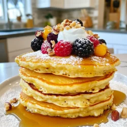 - 1 Tasse Quark oder Hüttenkäse - 1 Tasse Haferflocken - 2 große Eier Diese drei Zutaten sind die Basis für deine High-Protein Quark-Pfannkuchen. Quark oder Hüttenkäse gibt dir die nötige Cremigkeit und den hohen Proteingehalt. Haferflocken sorgen für einen guten Biss und bringen Ballaststoffe in dein Frühstück. Die Eier binden alles zusammen und machen die Pfannkuchen fluffig und lecker. - 1 Esslöffel Honig (optional) - 1 Esslöffel Ahornsirup (optional) Wenn du deine Pfannkuchen süßer magst, kannst du Honig oder Ahornsirup hinzufügen. Diese Süßungsmittel sind natürlich und geben deinen Pfannkuchen einen feinen Geschmack. Du kannst auch beides ausprobieren und sehen, was dir besser gefällt. - Sprühöl oder Kokosöl - Mixer oder Küchenmaschine Für diese Pfannkuchen benötigst du ein wenig Küchenausstattung. Ein Mixer oder eine Küchenmaschine hilft, die Mischung glatt und cremig zu machen. Sprühöl oder Kokosöl sind wichtig, um die Pfanne einzufetten. Das verhindert, dass die Pfannkuchen ankleben. Gib zuerst alle Zutaten in deinen Mixer. Dazu gehören: - 1 Tasse Quark (oder Hüttenkäse) - 1 Tasse Haferflocken - 2 große Eier - 1 Esslöffel Honig oder Ahornsirup (optional) - 1 Teelöffel Backpulver - 1/2 Teelöffel Vanilleextrakt - Eine Prise Salz Mix die Zutaten, bis die Mischung glatt und cremig ist. Achte darauf, die Seiten des Mixers abzuschaben. Das sorgt für eine gute Vermischung. Wenn die Mischung zu dick ist, kannst du etwas Wasser hinzufügen. Heize eine beschichtete Pfanne auf mittlerer Hitze vor. Fette die Pfanne leicht mit Sprühöl oder Kokosöl ein. Das verhindert das Ankleben. Gieße etwa 1/4 Tasse des Teigs in die Pfanne für jeden Pfannkuchen. So wird die Größe gleichmäßig. Brate die Pfannkuchen für etwa 2-3 Minuten. Warte, bis Blasen auf der Oberfläche erscheinen. Das zeigt, dass sie bereit zum Wenden sind. Wende die Pfannkuchen vorsichtig und brate sie weitere 2-3 Minuten. Sie sollten goldbraun und durchgegart sein. Halte die fertigen Pfannkuchen warm, während du den restlichen Teig zubereitest. So bleiben sie frisch und lecker. Um perfekte Pfannkuchen zu machen, ist die Temperatur der Pfanne wichtig. Sie sollte auf mittlerer Hitze sein. Zu hohe Hitze lässt die Pfannkuchen außen verbrennen, während sie innen roh bleiben. Zu niedrige Hitze macht die Pfannkuchen trocken. Die Teigruhe spielt auch eine Rolle. Lassen Sie den Teig etwa fünf Minuten ruhen. Das gibt den Haferflocken Zeit, Flüssigkeit aufzunehmen. So werden die Pfannkuchen zart und fluffig. Garnieren Sie die Pfannkuchen nach Belieben. Frische Beeren sind eine tolle Wahl. Sie bringen Farbe und Frische. Ein Klecks griechischer Joghurt macht das Frühstück noch proteinreicher. Für ein ausgewogenes Frühstück kombinieren Sie die Pfannkuchen mit Nüssen oder Samen. Diese fügen gesunde Fette und einen Crunch hinzu. Honig oder Ahornsirup sorgt für die nötige Süße. Um ein Ankleben zu verhindern, verwenden Sie ausreichend Sprühöl oder Kokosöl. Fetten Sie die Pfanne gut ein, bevor Sie den Teig hinzufügen. Überkochen können Sie vermeiden, indem Sie die Pfannkuchen nach dem Wenden gut im Auge behalten. Wenn sie goldbraun sind, sind sie fertig. Lassen Sie sie nicht zu lange in der Pfanne, um ein Austrocknen zu vermeiden. {{image_4}} Du kannst die Pfannkuchen ganz nach deinem Geschmack anpassen. Füge frische Früchte wie Bananen oder Beeren hinzu. Sie bringen Süße und Farbe. Du kannst auch Nüsse oder Schokoladenstückchen einmischen. Diese sorgen für einen leckeren Crunch in jedem Bissen. Wenn du glutenfrei leben möchtest, gibt es eine einfache Lösung. Verwende glutenfreie Haferflocken. Diese sind leicht erhältlich und passen perfekt in das Rezept. Sie bieten die gleiche Textur und sind gesund. Um noch mehr Protein in deinen Pfannkuchen zu bekommen, füge einfach Proteinpulver hinzu. Ein oder zwei Esslöffel reichen aus. Das macht die Pfannkuchen nahrhafter und sättigender. So hast du ein tolles Frühstück, das dich lange satt hält. Du kannst die ungekochte Mischung im Kühlschrank aufbewahren. Fülle sie in einen luftdichten Behälter. So bleibt sie frisch. Du solltest die Mischung innerhalb von zwei Tagen nutzen. Nach dieser Zeit kann die Konsistenz leiden. Lass die fertigen Pfannkuchen abkühlen, bevor du sie einfrierst. Lege sie in eine einzelne Schicht auf ein Backblech. Sobald sie fest sind, stapel sie in einen Behälter oder einen Gefrierbeutel. Du kannst die Pfannkuchen bis zu drei Monate im Gefrierfach aufbewahren. Um sie aufzuwärmen, kannst du die Mikrowelle oder die Pfanne nutzen. In der Mikrowelle dauert es etwa 30 Sekunden pro Pfannkuchen. In der Pfanne erhitzt du sie bei niedriger Hitze für 2-3 Minuten pro Seite. Die Haltbarkeit dieser Zutaten ist wichtig. Quark oder Hüttenkäse bleibt im Kühlschrank etwa eine Woche frisch. Eier kannst du bis zu drei Wochen nach dem Kauf nutzen. Haferflocken haben eine lange Haltbarkeit, oft mehrere Monate. Achte immer auf das Haltbarkeitsdatum. Ja, Sie können verschiedene Milchprodukte nutzen. Anstelle von Quark oder Hüttenkäse empfehlen sich Joghurt oder Ricotta. Diese Optionen verändern den Geschmack leicht, bieten aber ähnliche Texturen. Auch pflanzliche Alternativen wie Soja- oder Mandelquark sind möglich. Diese machen die Pfannkuchen vegan und laktosefrei. Der Proteingehalt ist ziemlich hoch! Pro Portion haben die Pfannkuchen etwa 15 Gramm Protein. Dies kommt hauptsächlich vom Quark und den Eiern. Wenn Sie Proteinpulver hinzufügen, steigt der Gehalt noch mehr. Diese Pfannkuchen sind eine tolle Wahl für einen energiereichen Start in den Tag. Ja, die Pfannkuchen können vegan gemacht werden. Tauschen Sie die Eier gegen Apfelmus oder Bananenpüree. Für die Milchprodukte verwenden Sie pflanzliche Alternativen wie Sojajoghurt oder Kokosquark. Diese Anpassungen sorgen für einen leckeren und gesunden Genuss. Diese Pfannkuchen sind einfach zuzubereiten und gesund. Du brauchst Hauptzutaten wie Quark, Haferflocken und Eier. Füge nach Wunsch Honig oder Ahornsirup hinzu. Die Schritt-für-Schritt-Anleitung macht das Kochen leicht. Achte auf die Pfannentemperatur für perfekte Ergebnisse. Mit Variationen wie Früchten oder Nüssen kannst du die Pfannkuchen anpassen. Lagere die Mischung im Kühlschrank und die fertigen Pfannkuchen im Gefrierfach. Experimentiere, genieße und mache das Frühstück lecker!