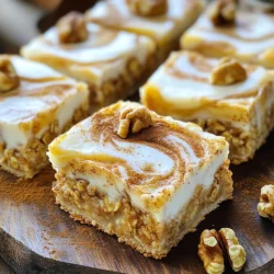 Für die Zimtschnecken Haferflocken Quadrate brauchst du: - 2 Tassen Haferflocken - 1 Teelöffel Backpulver - 1 Teelöffel gemahlener Zimt - ½ Teelöffel Salz - 2 Tassen Mandeldrink (oder jede andere Milch nach Wahl) - ¼ Tasse Ahornsirup - 2 Esslöffel Kokosöl, geschmolzen - 1 Teelöffel Vanilleextrakt - ½ Tasse gehackte Walnüsse (optional) Diese Zutaten geben deinen Quadraten die perfekte Textur. Haferflocken sind die Basis und sorgen für einen herzhaften Geschmack. Der Zimt bringt die süße Note, die wir lieben. Für die Zimt-Wirbel benötigst du: - 3 Esslöffel brauner Zucker - 2 Teelöffel gemahlener Zimt - 1 Esslöffel Kokosöl, geschmolzen Diese Zutaten machen die Zimt-Wirbel. Sie geben dem Gericht ein schönes Muster und tollen Geschmack. Die Mischung aus Zucker und Zimt sorgt für einen besonderen Genuss. Für den Frischkäse-Guss brauchst du: - 115 g Frischkäse, weich gemacht - 1 Esslöffel Ahornsirup - 1-2 Esslöffel Milch (für die gewünschte Konsistenz) Der Guss macht die Quadrate noch besser. Der Frischkäse sorgt für Cremigkeit. Ahornsirup bringt eine süße Note hinzu. Du kannst die Milch nach Bedarf anpassen, um die perfekte Konsistenz zu erreichen. Heize deinen Ofen auf 175°C vor. Nimm eine 22x22 cm große Auflaufform und fette sie gut ein. Dadurch kleben die Quadrate nicht fest. In einer großen Schüssel vermischst du die Haferflocken, das Backpulver, den Zimt und das Salz. Diese Mischung ist die Basis für die Quadrate. In einer anderen Schüssel verrührst du die Mandeldrink, den Ahornsirup, das geschmolzene Kokosöl und den Vanilleextrakt. Gieße die feuchte Mischung über die trockenen Zutaten. Rühre alles gut um, bis es gleichmäßig vermischt ist. Wenn du Walnüsse magst, füge sie jetzt hinzu. In einer kleinen Schüssel vermischst du den braunen Zucker mit dem Zimt. Diese Mischung sorgt für den leckeren Wirbel. Gieße die Hälfte der Hafermischung in die vorbereitete Form. Streue die Zimt-Wirbel-Mischung gleichmäßig darüber. Dann gib die restliche Hafermischung darauf. Jetzt kommt der kreative Teil! Nimm ein Messer und ziehe vorsichtig eine Marmorierung in die oberste Schicht. So verteilst du den Zimt gleichmäßig. Schiebe die Auflaufform in den vorgeheizten Ofen. Backe die Quadrate für 25 bis 30 Minuten. Sie sind fertig, wenn die Ränder goldbraun und die Mitte fest ist. Während die Quadrate backen, bereite den Frischkäse-Guss vor. Vermische den weichen Frischkäse, den Ahornsirup und die Milch in einer Schüssel. Rühre, bis die Mischung glatt ist. Passe die Milch an, um die gewünschte Konsistenz zu erreichen. Nach dem Backen nimm die Auflaufform aus dem Ofen. Lass sie etwa 10 Minuten abkühlen. Schneide die Quadrate und beträufle sie vor dem Servieren mit dem Frischkäse-Guss. Die Zimt Schnecken Haferflocken Quadrate schmecken am besten warm. Nach dem Backen lasse sie für etwa 10 Minuten abkühlen. Dies hilft, die Quadrate zu setzen. Serviere sie dann mit einem frischen Frischkäse-Guss. Ein rustikales Holzbrett macht die Präsentation schön. Ein Hauch von Zimt und einige Walnüsse machen das Bild perfekt. Du kannst die Quadrate leicht anpassen. Füge mehr Zimt hinzu, wenn du es würziger magst. Du kannst auch Schokoladenstückchen oder Trockenfrüchte einrühren. Für eine nussfreie Version lasse die Walnüsse weg. Verwende statt Mandeldrink eine andere Pflanzenmilch, wenn du das möchtest. Ein häufiger Fehler ist, die Backzeit nicht zu beachten. Überprüfe die Quadrate nach 25 Minuten. Sie sollten fest und goldbraun sein. Wenn du zu viel Flüssigkeit hinzufügst, werden sie matschig. Achte darauf, die Zutaten gut zu messen. Wenn du die Zimt-Wirbel-Mischung nicht gleichmäßig verteilst, fehlt der Geschmack. Marmorieren ist wichtig, um die Aromen zu vermischen. {{image_4}} Du kannst die Haferflocken durch Quinoa ersetzen. Quinoa gibt dir mehr Protein. Statt Mandeldrink kannst du auch Hafermilch verwenden. Ahornsirup lässt sich mit Honig oder Agavendicksaft tauschen. Verwende weniger Zucker, um die Quadrate gesünder zu machen. Eine reife Banane kann auch eine süße Note geben. Walnüsse sind lecker, aber du kannst auch Mandeln oder Pekannüsse nehmen. Diese Nüsse bringen einen anderen Geschmack. Für mehr Crunch, füge Sonnenblumenkerne oder Kürbiskerne hinzu. Du kannst auch getrocknete Früchte wie Rosinen oder Cranberries verwenden. Diese bringen eine fruchtige Süße in die Quadrate. Für eine vegane Option, nutze pflanzliche Milch und lasse den Frischkäse weg. Ersetze ihn durch einen veganen Frischkäse. Achte darauf, glutenfreie Haferflocken zu wählen. Diese sind in vielen Geschäften erhältlich. Du kannst auch Leinsamen anstelle von Eiern verwenden, um die Masse zu binden. Nach dem Backen lasse die Zimt Schnecken Haferflocken Quadrate abkühlen. Lege sie dann in einen luftdichten Behälter. Du kannst sie bis zu fünf Tage im Kühlschrank aufbewahren. Das hält sie frisch und lecker. Die Haferflocken Quadrate bleiben im Kühlschrank etwa fünf Tage frisch. Achte darauf, dass sie gut verpackt sind. Falls du sie länger aufbewahren möchtest, friere sie ein. So bleiben sie für bis zu drei Monate haltbar. Um die Quadrate wieder aufzuwärmen, lege sie in die Mikrowelle. Erhitze sie für 20 bis 30 Sekunden. Du kannst sie auch im Ofen backen. Stelle den Ofen auf 175°C und backe sie für etwa 10 Minuten. So schmecken sie fast wie frisch gebacken! Die Zubereitung von Zimtschnecken Haferflocken Quadrate dauert insgesamt etwa 40 Minuten. - 10 Minuten für die Vorbereitung. - 25-30 Minuten Backzeit. Diese Zeit ist schnell vergangen, wenn du den köstlichen Duft von Zimt in der Küche spürst. Ja, du kannst die Walnüsse weglassen. Sie sind optional und dienen nur zur Textur. Ohne sie bleibt das Rezept einfach und lecker. Du kannst auch andere Nüsse oder Samen verwenden, wenn du magst. Du kannst die Quadrate einfach einfrieren. Lass sie zuerst ganz abkühlen. Dann schneide sie in Portionen und lege sie in einen Behälter. Vergiss nicht, die Quadrate gut zu verpacken, um Gefrierbrand zu vermeiden. So hast du immer einen schnellen Snack zur Hand. Ja, es gibt Alternativen zum Frischkäse-Guss. Du kannst einen einfachen Puderzucker-Guss machen. Mische Puderzucker mit etwas Wasser oder Mandeldrink. Das gibt den Quadraten eine süße, glatte Schicht. Du kannst auch griechischen Joghurt mit Honig verwenden, für eine gesunde Option. Die Zimtschnecken Haferflocken Quadrate sind einfach und schmackhaft. Wir haben die Zutaten, die Zubereitung und nützliche Tipps besprochen. Denke an Variationen und Lagerung, um das Beste aus deinem Genuss herauszuholen. Diese quadratischen Leckerbissen sind anpassbar und eignen sich für viele Geschmäcker. Probiere verschiedene Nüsse oder Toppings aus. Denke daran, die Quadrate richtig zu lagern, damit sie frisch bleiben. Jetzt kannst du selbst kreativ werden und deinen eigenen Twist hinzufügen!
