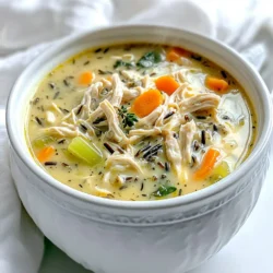 Slow Cooker Chicken & Wild Rice Soup Köstlicher Genuss