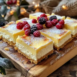 Für die Hüttenkäse Käsekuchen Riegel benötigst du diese Hauptzutaten: - 500 g Hüttenkäse - 250 g griechischer Joghurt - 150 g Kristallzucker - 3 große Eier - 1 EL Vanilleextrakt - 1 EL Zitronensaft - 65 g Weizenmehl - 1/4 TL Salz - 1 TL Backpulver - 60 g geschmolzene ungesalzene Butter Diese Zutaten machen die Riegel cremig und lecker. Der Hüttenkäse bringt einen tollen Geschmack und die Eier helfen, die Struktur zu halten. Griechischer Joghurt sorgt für eine feine Frische. Für das Topping kannst du frische Beeren verwenden, um die Riegel noch schöner zu machen. Erdbeeren, Himbeeren oder Blaubeeren passen gut. Auch eine Prise Puderzucker kann die Riegel aufpeppen. Du kannst das Topping nach deinem Geschmack wählen. Achte beim Einkauf auf frische Zutaten. Kaufe Hüttenkäse, der cremig und nicht wässrig ist. Der Joghurt sollte dick und vollmundig sein. Wenn du frische Beeren kaufst, suche nach festen und saftigen Früchten. So stellst du sicher, dass deine Riegel lecker werden. Heize deinen Ofen auf 180°C vor. Nimm eine 23x23 cm Backform. Lege die Form mit Backpapier aus. Lasse das Papier an den Rändern überstehen. So kannst du die Riegel später leicht herausnehmen. Gib 500 g Hüttenkäse und 250 g griechischen Joghurt in einen Mixer. Püriere die Mischung, bis sie glatt und cremig ist. In einer großen Schüssel verquirle 3 Eier, 150 g Kristallzucker, 1 EL Vanilleextrakt und 1 EL Zitronensaft. Rühre, bis die Mischung luftig ist. Füge dann die cremige Mischung hinzu. Rühre gut, bis alles kombiniert ist. In einer separaten Schüssel vermenge 65 g Weizenmehl, 1/4 TL Salz und 1 TL Backpulver. Hebe diese Zutaten vorsichtig unter die feuchten Zutaten. Zum Schluss füge 60 g geschmolzene Butter hinzu und rühre, bis der Teig glatt ist. Gieße den Teig in die Backform und streiche die Oberfläche glatt. Backe die Riegel 30-35 Minuten. Die Ränder sollten leicht goldbraun sein. Ein Zahnstocher sollte sauber herauskommen. Nimm die Form aus dem Ofen. Lass die Riegel 10 Minuten in der Form abkühlen. Übertrage sie dann auf ein Kuchengitter zum vollständigen Abkühlen. Lass sie mindestens 2 Stunden im Kühlschrank ruhen. So werden die Riegel fest. Optional kannst du die Riegel mit frischen Beeren garnieren, bevor du sie servierst. Um die perfekte Konsistenz für deine Hüttenkäse Käsekuchen Riegel zu erreichen, püriere die Mischung gut. Der Hüttenkäse und der griechische Joghurt sollten cremig und glatt sein. Wenn es Stückchen gibt, wird die Textur klumpig. Achte darauf, die trockenen Zutaten nur leicht unterzuheben. Zu viel Rühren kann die Riegel hart machen. Um den Geschmack deiner Riegel zu verfeinern, kannst du verschiedene Zutaten hinzufügen. Probiere Zimt oder Muskatnuss für ein warmes Aroma. Auch etwas geriebene Zitronenschale bringt Frische. Frische Beeren als Topping sorgen für mehr Fruchtigkeit. Wenn du es süßer magst, füge etwas Honig oder Ahornsirup hinzu. Die Backzeit ist entscheidend für das Gelingen deiner Riegel. Backe sie bei 180°C für 30-35 Minuten. Die Ränder sollten leicht goldbraun sein. Teste die Riegel mit einem Zahnstocher. Wenn er sauber herauskommt, sind sie fertig. Lass sie nach dem Backen etwa 10 Minuten in der Form abkühlen, bevor du sie auf ein Kuchengitter legst. {{image_4}} Ich liebe es, mit verschiedenen Geschmäckern zu experimentieren. Das macht diese Hüttenkäse Käsekuchen Riegel spannend. Du kannst zum Beispiel Schokoladenstückchen hinzufügen. Einfach 100 g in die Käsekuchen-Mischung geben, bevor du sie backst. Ein anderer Vorschlag ist, etwas Kakao in den Teig zu mischen. Das gibt einen tollen Schokoladengeschmack. Auch Zitronenschale oder Orangenabrieb passen super dazu. Das bringt frische Aromen in die Riegel. Für eine glutenfreie Version kannst du das Weizenmehl ganz einfach ersetzen. Nimm statt Weizenmehl eine glutenfreie Mehlmischung. Achte darauf, dass sie gut bindet. Du kannst auch Mandel- oder Kokosmehl ausprobieren. Diese Mehle haben einen eigenen Geschmack und machen die Riegel besonders. Überprüfe die Konsistenz des Teigs. Er sollte nicht zu trocken sein. Ein wenig mehr Joghurt kann helfen. Um die Riegel vegan zu machen, brauchst du ein paar Änderungen. Ersetze die Eier durch Leinsamen oder Chiasamen. Mische dazu 1 EL gemahlene Leinsamen mit 3 EL Wasser. Lass es 5 Minuten stehen, bis es gelartig wird. Statt dem griechischen Joghurt kannst du pflanzlichen Joghurt verwenden. Auch der Hüttenkäse kann durch einen veganen Quark ersetzt werden. Achte darauf, dass die Produkte ohne tierische Inhaltsstoffe sind. So kannst du trotzdem leckere Riegel genießen. Um die Riegel frisch zu halten, lege sie in einen luftdichten Behälter. Dies schützt sie vor Feuchtigkeit und Gerüchen. Wenn du sie in Portionen schneidest, lege ein Blatt Backpapier zwischen die Riegel. So kleben sie nicht zusammen. Es ist wichtig, die Riegel nicht in der Nähe von starken Gerüchen zu lagern. So bleiben sie lecker und frisch. Im Kühlschrank halten die Riegel bis zu fünf Tage. Stelle sicher, dass der Behälter gut verschlossen ist. Im Gefrierfach kannst du die Riegel bis zu drei Monate aufbewahren. Achte darauf, sie gut zu verpacken, damit sie nicht gefrieren. Wenn du die Riegel auftauen möchtest, lasse sie im Kühlschrank über Nacht. Um die Riegel warm zu genießen, heize sie kurz in der Mikrowelle auf. Stelle die Mikrowelle auf mittlere Stufe und erwärme sie für 15-20 Sekunden. Achte darauf, dass sie nicht zu heiß werden. Du kannst auch den Ofen nutzen. Heize ihn auf 180°C vor und backe die Riegel für 5-10 Minuten. So bleiben sie saftig und lecker. Ja, du kannst den Hüttenkäse ersetzen. Eine gute Alternative ist Quark. Quark hat eine ähnliche Konsistenz und einen milden Geschmack. Du kannst auch Ricotta verwenden, wenn du eine cremigere Textur willst. Achte darauf, die Menge gleich zu halten. So bleibt die Struktur des Kuchens intakt. Die Riegel halten sich gut im Kühlschrank. Du kannst sie dort bis zu einer Woche aufbewahren. Stelle sicher, dass sie in einem luftdichten Behälter liegen. So bleiben sie frisch und lecker. Wenn du sie länger aufbewahren willst, kannst du sie einfrieren. Ja, die Riegel lassen sich gut einfrieren. Schneide sie in Stücke und lege sie in einen Gefrierbeutel. Vergiss nicht, die Luft herauszudrücken, bevor du den Beutel schließt. So bleibt der Geschmack erhalten. Sie können bis zu drei Monate im Gefrierfach bleiben. Wenn du sie essen möchtest, lasse sie einfach im Kühlschrank auftauen. Du hast gelernt, wie man leckere Hüttenkäse Käsekuchen Riegel zubereitet. Wir haben die Hauptzutaten, die Zubereitungsschritte und hilfreiche Tipps besprochen. Variationen wie glutenfreie oder vegane Optionen bieten jedem Genuss. Denke daran, die Riegel richtig zu lagern, um ihre Frische zu bewahren. Jetzt bist du bereit, deine eigenen Riegel zu machen und zu genießen. Viel Spaß beim Backen!