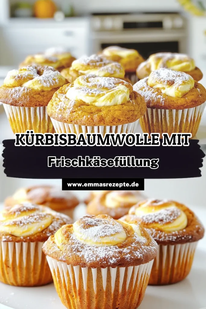 Entdecke das perfekte Herbst-Rezept mit diesen köstlichen Kürbis-Frischkäse-Marmormuffins! Saftiges Kürbispüree kombiniert mit einer cremigen Frischkäsefüllung sorgt für ein unwiderstehliches Geschmackserlebnis. Ideal für einen gemütlichen Snack oder zum Teilen mit Freunden. Probiere es aus und bringe den Herbst auf deinen Tisch. Klicke hier, um das vollständige Rezept zu erhalten! #KürbisMuffins #HerbstRezepte #Backen #Leckereien