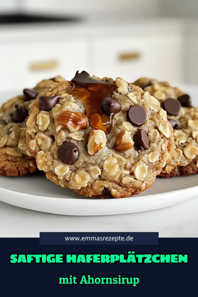Entdecken Sie das Rezept für köstliche Ahorn-Brauner Zucker Haferplätzchen! Mit zarten Haferflocken, frischem Ahornsirup und einem Hauch von Zimt sind diese Kekse der perfekte Snack für jede Gelegenheit. Einfach zuzubereiten und unwiderstehlich lecker! Klicken Sie jetzt, um das vollständige Rezept zu erkunden und Ihre Familie zu begeistern! #Haferplätzchen #Backen #Ahornsirup #Kekse