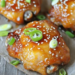 Air Fryer Honey Garlic Chicken Thighs Schnelles Gericht