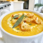 Für die Kürbis-Salbei-Suppe brauchst du: - 1 mittelgroßer Kürbis (ca. 1,5-2 kg), geschält und gewürfelt - 1 Esslöffel Olivenöl - 1 mittelgroße Zwiebel, gehackt - 2 Knoblauchzehen, fein gehackt - 4 Tassen Gemüsebrühe - 1 Teelöffel frischer Salbei, gehackt (oder ½ Teelöffel getrockneter Salbei) - 1 Tasse Kokosmilch (oder Schlagsahne) - Salz und Pfeffer nach Geschmack Diese Zutaten geben der Suppe ihren tollen Geschmack. Der Kürbis ist die Hauptzutat. Er sorgt für eine schöne Farbe und Süße. Salbei bringt ein erdiges Aroma. Für die knusprigen Croutons benötigst du: - 2 Tassen rustikales Brot, gewürfelt - 2 Esslöffel Butter - 1 Teelöffel Knoblauchpulver Die Croutons sind einfach zu machen. Sie bieten einen tollen Kontrast zur cremigen Suppe. Wenn du keine Kokosmilch magst, verwende Schlagsahne. Du kannst auch verschiedene Kürbissorten ausprobieren. Butternut oder Hokkaido sind gute Alternativen. Wenn du frischen Salbei nicht findest, nimm getrockneten Salbei. Diese Anpassungen machen das Rezept flexibler. So kannst du die Suppe nach deinem Geschmack gestalten. Beginne mit einem mittelgroßen Kürbis. Schäle ihn und schneide ihn in kleine Würfel. So garst du ihn schneller. Kleinere Stücke lassen sich später leichter pürieren. Erhitze einen großen Topf bei mittlerer Hitze. Gib einen Esslöffel Olivenöl hinein. Füge eine gehackte Zwiebel hinzu und brate sie fünf Minuten lang, bis sie weich ist. Jetzt ist der Moment, zwei fein gehackte Knoblauchzehen hinzuzufügen. Brate sie für eine Minute, bis sie duften. Gib die gewürfelten Kürbisstücke in den Topf. Füge vier Tassen Gemüsebrühe und einen Teelöffel gehackten Salbei hinzu. Lass die Mischung aufkochen. Reduziere die Hitze und lasse sie 20 bis 25 Minuten köcheln. Der Kürbis sollte jetzt zart sein. Nimm einen Stabmixer und püriere die Suppe, bis sie glatt ist. Wenn du einen Standmixer verwendest, sei vorsichtig mit der heißen Flüssigkeit. Gib die pürierte Suppe zurück in den Topf. Rühre eine Tasse Kokosmilch ein und würze mit Salz und Pfeffer. Erhitze die Mischung sanft. In einer Pfanne erhitzt du zwei Esslöffel Butter bei mittlerer Hitze. Füge zwei Tassen gewürfeltes rustikales Brot hinzu. Bestreue die Würfel mit einem Teelöffel Knoblauchpulver. Brate sie für fünf bis sieben Minuten, bis sie goldbraun und knusprig sind. Scoop die heiße Kürbis-Salbei-Suppe in Schalen. Füge die knusprigen Croutons obenauf hinzu. Garniere mit frischen Salbeiblättern für einen zusätzlichen Geschmack. Um die Suppe perfekt zu würzen, beginne mit Salz und Pfeffer. Diese beiden Gewürze bringen den Geschmack des Kürbisses zur Geltung. Füge dann frischen Salbei hinzu. Der frische Geschmack des Salbeis macht die Suppe lebendiger. Probiere die Suppe während des Kochens. So kannst du die Gewürze anpassen. Wenn du mehr Tiefe möchtest, verwende etwas Muskatnuss. Diese kleine Menge macht einen großen Unterschied. Püriere die Suppe, wenn der Kürbis ganz weich ist. Das dauert etwa 20-25 Minuten. Achte darauf, die Suppe nicht zu früh zu pürieren. Wenn die Stücke noch fest sind, bleibt die Suppe klumpig. Verwende einen Stabmixer für eine glatte Textur. So bleibt die Suppe warm, und du vermeidest Spritzer. Wenn du einen Standmixer nutzt, lass die Suppe abkühlen. Heiße Flüssigkeit kann spritzen und Verletzungen verursachen. Wenn du keine Kokosmilch magst, gibt es gute Alternativen. Du kannst auch Schlagsahne verwenden. Diese macht die Suppe cremig, aber weniger fruchtig. Eine weitere Option ist Mandelmilch. Sie hat einen milden Geschmack und ist eine gute Wahl für Veganer. Auch Sojamilch funktioniert gut, bietet aber weniger Cremigkeit. Wähle die Milch, die dir am besten gefällt. {{image_4}} Du kannst die Suppe mit verschiedenen Kräutern anpassen. Statt Salbei probiere Thymian oder Rosmarin. Diese Kräuter verleihen der Suppe einen anderen Geschmack. Frische Petersilie bringt Frische und Farbe. Mische die Kräuter nach deinem Geschmack. So wird deine Kürbis-Salbei-Suppe immer wieder neu und spannend. Um die Suppe vegan zu machen, ersetze die Kokosmilch durch eine pflanzliche Milch. Mandel- oder Hafermilch sind gute Alternativen. Dies macht die Suppe leicht und lecker. Verwende glutenfreies Brot, wenn du Croutons machst. Achte darauf, dass die Gemüsebrühe auch glutenfrei ist. So kann jeder die Suppe genießen. Du kannst die Suppe mit Nüssen oder Kernen aufpeppen. Geröstete Kürbiskerne geben einen knusprigen Biss. Walnüsse oder Mandeln bringen einen nussigen Geschmack. Streue sie einfach über die Suppe vor dem Servieren. Diese Zusätze machen die Suppe nahrhafter und interessanter. Die Kürbis-Salbei-Suppe bleibt frisch, wenn du sie richtig lagerst. Lass die Suppe zuerst auf Zimmertemperatur abkühlen. Fülle sie dann in einen luftdichten Behälter. Im Kühlschrank bleibt die Suppe bis zu fünf Tage gut. Achte darauf, die Suppe vor dem Servieren gut durchzuwärmen. Croutons sind am besten, wenn sie frisch sind. Du kannst sie jedoch auch lagern. Lass die Croutons nach dem Braten vollständig abkühlen. Fülle sie dann in einen luftdichten Beutel oder Behälter. So bleiben sie bis zu drei Tage knusprig. Vermeide Feuchtigkeit, damit sie nicht weich werden. Falls du die Suppe länger aufbewahren willst, kannst du sie einfrieren. Fülle die abgekühlte Suppe in gefriergeeignete Behälter. Lass dabei etwas Platz, da die Suppe beim Einfrieren expandiert. Die Suppe hält sich bis zu drei Monate im Gefrierfach. Zum Auftauen stelle die Suppe einfach über Nacht in den Kühlschrank. Erwärme sie dann auf dem Herd oder in der Mikrowelle. Die Kürbis-Salbei-Suppe hält sich bis zu fünf Tage im Kühlschrank. Achte darauf, sie in einem luftdichten Behälter zu lagern. So bleibt der Geschmack frisch. Vor dem Servieren, einfach aufwärmen. Ja, du kannst die Suppe im Voraus zubereiten. Sie schmeckt sogar oft besser, wenn die Aromen Zeit zum Mischen haben. Bereite die Suppe und lasse sie abkühlen, bevor du sie in den Kühlschrank stellst. Zu dieser Suppe passen viele Beilagen gut. Hier sind einige Vorschläge: - Ein frisches Baguette - Ein einfacher grüner Salat - Geröstete Kürbiskerne für den Crunch Um die Suppe schärfer zu machen, füge etwas Cayennepfeffer oder Chili hinzu. Du kannst auch frische Chilis beim Kochen mit dem Kürbis hinzufügen. Das gibt der Suppe einen tollen Kick. Diese Anleitung zeigt, wie man eine köstliche Kürbis-Salbei-Suppe macht. Wir haben die Zutaten besprochen, die Schritte zur Zubereitung erklärt und Tipps gegeben. Variationen bieten dir zusätzliche Ideen, um die Suppe anzupassen. Vergiss nicht, die war die Lagerung der Suppe und Croutons zu berücksichtigen. Mit diesen Informationen kannst du jedes Mal eine leckere Suppe zaubern. Experimentiere mit Zutaten und finde deinen eigenen Lieblingsgeschmack. Viel Spaß beim Kochen und Genießen!