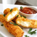 Für die perfekten Mozzarella-Sticks brauchst du einige einfache Zutaten. Hier ist, was du benötigst: - 340 g Mozzarella-Sticks, halbiert - 120 g Allzweckmehl - 2 große Eier - 1 Esslöffel Wasser - 100 g Paniermehl (vorzugsweise Panko) Die Mozzarella-Sticks sind der Star des Gerichts. Das Allzweckmehl hilft, die Sticks gut zu beschichten. Die Eier sorgen für eine haftende Schicht, und das Paniermehl macht sie knusprig. Die Gewürze geben den Sticks den besonderen Geschmack. Hier sind die Zutaten: - ½ Teelöffel Knoblauchpulver - ½ Teelöffel Zwiebelpulver - ½ Teelöffel getrockneter Oregano - Salz und Pfeffer nach Geschmack Diese Gewürze fügen Geschmack hinzu und machen das Essen spannend. Du kannst die Gewürze auch nach deinem Geschmack anpassen. Um die Mozzarella-Sticks zuzubereiten, brauchst du einige Utensilien. Hier ist eine Liste: - 3 flache Schalen - Kochspray oder Olivenölspray - Air-Fryer Die flachen Schalen sind wichtig für die Panierung. Der Air-Fryer sorgt für die knusprige Textur. Mit diesen Utensilien bist du bereit, köstliche Mozzarella-Sticks zu machen! Zuerst halbiere die Mozzarella-Sticks. Lege sie dann für 30 Minuten ins Gefrierfach. Das hilft, dass sie beim Frittieren ihre Form behalten. Durch das Einfrieren wird der Käse fest und schmilzt nicht sofort. Bereite drei flache Schalen vor. In die erste Schale gib das Mehl mit etwas Salz und Pfeffer. In die zweite Schale verquirle die Eier mit einem Esslöffel Wasser. In der dritten Schale mische das Paniermehl mit Knoblauchpulver, Zwiebelpulver, Oregano und etwas Salz und Pfeffer. Diese Station macht das Panieren einfach. Nimm einen gefrorenen Käse-Stick. Wälze ihn zuerst im Mehl, bis er ganz bedeckt ist. Tauche ihn dann in die Eimischung und lasse überschüssiges Ei abtropfen. Zum Schluss rolle ihn im Paniermehl. Achte darauf, dass der Stick gut bedeckt ist. Lege die panierten Sticks auf einen Teller. Wiederhole diesen Schritt für alle Käse-Sticks. Heize deinen Air-Fryer auf 200 °C (390 °F). Lass ihn etwa fünf Minuten vorheizen. Dies sorgt dafür, dass die Sticks gleichmäßig garen und knusprig werden. Spray den Korb des Air-Fryers leicht mit Kochspray. Lege die Mozzarella-Sticks in einer einzigen Schicht hinein. Achte darauf, sie nicht zu überfüllen. Möglicherweise musst du in mehreren Durchgängen arbeiten. Sprühe die Oberseiten der Sticks leicht mit Kochspray ein, um sie knusprig zu machen. Frittiere die Mozzarella-Sticks für 6-8 Minuten. Wende sie zur Halbzeit, damit sie gleichmäßig garen. Nach dem Garen nimm die Sticks aus dem Air-Fryer und lasse sie kurz abkühlen. Serviere die warmen Sticks auf einem rustikalen Holzbrett. Garniere sie mit frischer Petersilie und einer kleinen Schale Marinara-Sauce zum Dippen. Um die perfekte Konsistenz deiner Mozzarella-Sticks zu erreichen, ist das Einfrieren wichtig. Lege die halben Käse-Sticks vor dem Panieren für 30 Minuten ins Gefrierfach. Das hilft, die Form beim Frittieren zu halten. Außerdem bekommst du eine schönere, knusprige Textur. Ein häufiger Fehler ist, die Sticks zu überfüllen. Achte darauf, sie in einer einzigen Schicht im Air-Fryer zu platzieren. So kann die heiße Luft überall zirkulieren. Wende die Sticks auch zur Hälfte der Garzeit. So werden sie gleichmäßig goldbraun und knusprig. Panko gibt den Mozzarella-Sticks eine zusätzliche Knusprigkeit. Es sind größere Brotkrumen, die mehr Luft enthalten. Reguläres Paniermehl macht die Sticks auch lecker, aber weniger knusprig. Wenn du also einen extra Crunch möchtest, wähle Panko für deine Mozzarella-Sticks. {{image_4}} Manchmal möchte ich den Geschmack meiner Mozzarella-Sticks ändern. Du kannst verschiedene Gewürze verwenden, um mehr Würze zu bringen. Zum Beispiel, füge etwas Paprika für einen rauchigen Geschmack hinzu. Oder probiere Cayennepfeffer für etwas Schärfe. Du kannst auch italienische Kräuter wie Basilikum oder Thymian verwenden. Diese kleinen Änderungen machen einen großen Unterschied. Für eine vegane Version der Mozzarella-Sticks benutze pflanzlichen Käse. Es gibt viele Marken, die köstliche Alternativen bieten. Achte darauf, dass der Käse gut schmilzt. Du kannst auch Cashew-Creme verwenden, um eine cremige Füllung zu bekommen. Panier die Sticks wie gewohnt, und schon hast du eine vegane Leckerei. Wenn du etwas anderes als Mozzarella möchtest, probiere Cheddar oder Gouda. Diese Käsesorten haben unterschiedliche Geschmäcker und Schmelzeigenschaften. Achte darauf, dass der Käse gut gefroren ist, bevor du ihn panierst. So bleibt er beim Frittieren in Form. Wenn du experimentierfreudig bist, versuche auch Feta für einen salzigen Biss. Wenn du Mozzarella-Sticks übrig hast, lagere sie in einem luftdichten Behälter. Lege ein Stück Küchenpapier in den Behälter. Dies hilft, Feuchtigkeit zu absorbieren und die Sticks knusprig zu halten. Achte darauf, dass die Sticks vollständig abgekühlt sind, bevor du sie lagerst. So bleiben sie frisch und lecker. Um die Mozzarella-Sticks wieder aufzuwärmen, nutze den Air-Fryer. Heize ihn auf 180 °C vor. Lege die Sticks in den Korb und erwärme sie für etwa 3-5 Minuten. So werden sie außen wieder knusprig und der Käse bleibt schön geschmolzen. Alternativ kannst du sie auch im Ofen aufwärmen. Stelle ihn auf 200 °C und backe die Sticks für 5-7 Minuten. Im Kühlschrank halten die Mozzarella-Sticks etwa 2-3 Tage. Achte darauf, sie gut verpackt zu lagern. Wenn du die Sticks länger aufbewahren möchtest, friere sie ein. Lege die ungebackenen Sticks in einen Gefrierbeutel. So bleiben sie bis zu 2 Monate frisch. Um sie später zuzubereiten, lasse sie einfach im Kühlschrank auftauen. Die Zubereitung dauert etwa 50 Minuten. Dazu gehören 15 Minuten für die Vorbereitung und 35 Minuten für das Kochen. Die Zeit kann variieren, je nachdem, wie schnell du arbeitest. Es ist wichtig, die Käse-Sticks vorher 30 Minuten ins Gefrierfach zu legen. So behalten sie ihre Form beim Frittieren. Ja, du kannst andere Käsesorten ausprobieren. Cheddar, Gouda oder sogar pflanzliche Käsesorten sind gute Alternativen. Achte darauf, dass der Käse gut schmilzt. So erreichst du das perfekte Käseziehen. Experimentiere mit verschiedenen Geschmäckern, um deine perfekte Kombination zu finden. Es gibt einige Gründe, warum sie nicht knusprig sind. Möglicherweise hast du zu wenig Paniermehl verwendet. Achte darauf, die Sticks gleichmäßig zu panieren. Ein weiterer Grund könnte sein, dass der Air-Fryer nicht heiß genug war. Heize ihn immer vor. Das hilft, die perfekte Knusprigkeit zu erreichen. Die klassischen Dips sind Marinara-Sauce oder Ranch-Dressing. Beide passen gut zu Mozzarella-Sticks. Du kannst auch eine würzige Sriracha-Mayonnaise ausprobieren. Diese Dips bringen den Geschmack der Sticks noch mehr zur Geltung. Experimentiere mit verschiedenen Dips, um neue Kombinationen zu entdecken. Mozzarella-Sticks sind einfach und lecker. Wir haben die Hauptzutaten, die Zubereitung und wichtige Tipps behandelt. Jeder Schritt ist wichtig für den perfekten Genuss. Mit wenigen Tricks kannst du Fehler vermeiden und die ideale Konsistenz erreichen. Denke auch an Variationen, um neue Geschmäcker auszuprobieren. Reste lassen sich leicht lagern und aufwärmen. Mit diesen Infos machst du großartige Mozzarella-Sticks! Viel Spaß beim Kochen und Genießen!