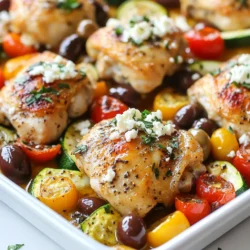 Einfaches One-Pan Greek Chicken and Veggies Rezept
