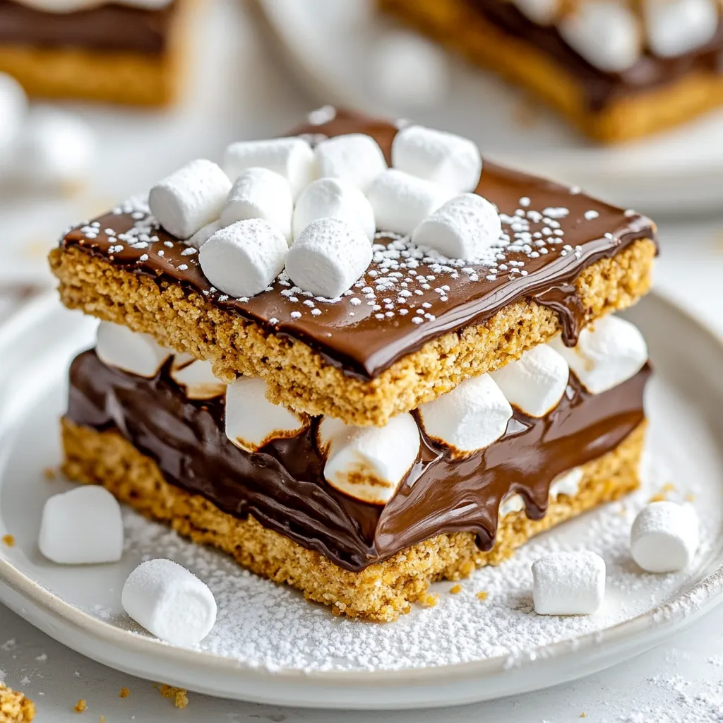 Um gefrorene S'mores Sandwiches zuzubereiten, benötigen Sie folgende Zutaten: - 240 ml Schlagsahne - 150 g Mini-Marshmallows - 120 ml Schokoladensauce - 100 g Graham Cracker Krümel - 60 g Puderzucker - 5 ml Vanilleextrakt - 60 g Schokoladenstücke - Eine Prise Salz - Zusätzliche Graham Cracker zum Zusammenlegen Diese Zutaten verleihen den Sandwiches ihren süßen, cremigen Geschmack. Die Schlagsahne sorgt für die luftige Textur. Schokoladensauce und Mini-Marshmallows bringen den klassischen S'mores-Geschmack. Falls Sie einige Zutaten nicht haben, gibt es Alternativen: - Verwenden Sie Kokoscreme statt Schlagsahne für eine vegane Option. - Ersetzen Sie Mini-Marshmallows durch gebrannte Mandeln für einen anderen Crunch. - Statt Schokoladensauce können Sie Karamellsauce verwenden. - Ersetzen Sie Graham Cracker durch Kekse ohne Gluten, wenn nötig. Diese Optionen machen das Rezept flexibler und anpassbar für verschiedene Diäten. Für die Zubereitung brauchen Sie einige einfache Küchengeräte: - Eine große Rührschüssel - Einen Handmixer - Eine Backform - Backpapier - Eine Kelle oder ein Spatel Diese Utensilien helfen Ihnen, die Zutaten gut zu vermischen und die Sandwiches einfach zu formen. Damit gelingt Ihnen das Rezept mühelos! {{ingredient_image_2}} Um die Sahne-Mischung zu machen, nehmen Sie eine große Rührschüssel. Schlagen Sie 240 ml Schlagsahne mit einem Handmixer, bis weiche Spitzen entstehen. Das sollte etwa zwei bis drei Minuten dauern. Fügen Sie dann 150 g Mini-Marshmallows, 120 ml Schokoladensauce, 60 g Puderzucker, 5 ml Vanilleextrakt, 60 g Schokoladenstücke und eine Prise Salz hinzu. Mischen Sie alles vorsichtig. Achten Sie darauf, die Luftigkeit der Sahne nicht zu verlieren. Legen Sie eine Backform mit Backpapier aus. Dies macht das Herausnehmen der gefrorenen Mischung leichter. Verteilen Sie die Hälfte der Graham Cracker Krümel gleichmäßig auf dem Boden. Gießen Sie die Sahne-Mischung über die Krümel und verteilen Sie sie gleichmäßig. Streuen Sie die verbleibenden Graham Cracker Krümel über die Sahne-Mischung. Decken Sie die Form mit Frischhaltefolie ab, um sie frisch zu halten. Legen Sie die Form in das Gefrierfach. Lassen Sie die Mischung mindestens 4 Stunden gefrieren oder bis sie fest ist. Nach dem Gefrieren heben Sie die Mischung vorsichtig mit Hilfe des Backpapiers aus der Form. Schneiden Sie sie in Quadrate oder Rechtecke, die etwa so groß wie ein Graham Cracker sind. Für die Sandwiches legen Sie zwei Stücke der gefrorenen Mischung zwischen zwei Graham Crackern. Servieren Sie die Sandwiches sofort oder bewahren Sie sie in einem luftdichten Behälter im Gefrierfach auf. Die optimale Gefrierzeit für die gefrorenen S'mores Sandwiches beträgt mindestens 4 Stunden. So wird die Mischung fest und lässt sich leicht schneiden. Wenn du mehr Zeit hast, kannst du sie sogar über Nacht gefrieren. Das gibt dir die perfekte Textur. Um die perfekte Konsistenz der Sahne zu erreichen, schlage sie, bis weiche Spitzen entstehen. Achte darauf, nicht zu lange zu schlagen, denn dann wird die Sahne butterartig. Die Sahne sollte leicht und luftig sein. So bleibt das Sandwich nach dem Gefrieren cremig. Serviere die gefrorenen S'mores Sandwiches auf einer schönen Platte. Du kannst sie mit zusätzlicher Schokoladensauce und Mini-Marshmallows garnieren. Das sieht toll aus und macht sie noch verführerischer. Für einen besonderen Touch kannst du auch frische Früchte dazu reichen. Pro Tipps Schokolade schmelzen: Für eine noch reichhaltigere Geschmackserfahrung, verwenden Sie geschmolzene Schokolade statt Schokoladenstücke in der Mischung. Marshmallows rösten: Rösten Sie die Mini-Marshmallows leicht über einer Flamme, bevor Sie sie unter die Sahne heben, um ein zusätzliches Aroma hinzuzufügen. Variieren Sie die Krümel: Experimentieren Sie mit verschiedenen Keksarten oder Nüssen in den Krümeln für einen einzigartigen Twist. Einweichen der Graham Cracker: Tauchen Sie die Graham Cracker kurz in Milch, um ihnen ein zusätzliches weiches und cremiges Element zu verleihen. {{image_4}} Um gefrorene S'mores Sandwiches noch schokoladiger zu machen, füge mehr Schokoladenstücke hinzu. Du kannst auch weiße Schokolade oder Zartbitterschokolade verwenden. Probiere sogar gefüllte Schokoladenstückchen für einen Überraschungseffekt. Eine weitere Idee ist, die Schokoladensauce mit verschiedenen Geschmäckern zu mischen. Nutze Karamell- oder Erdnussbuttersauce für einen besonderen Twist. Diese Variationen bringen Abwechslung und sind bei jedem Schluck ein Genuss. Wenn du nach gesünderen Alternativen suchst, ersetze die Schlagsahne durch griechischen Joghurt. Das gibt dir eine cremige Konsistenz mit weniger Fett. Du kannst auch Honig anstelle von Puderzucker verwenden, um die Süße zu reduzieren. Verwende Vollkorn-Graham-Cracker für mehr Ballaststoffe. Außerdem eignen sich frische Früchte wie Bananen oder Erdbeeren gut als Füllung. Diese Optionen sind leichter und dennoch sehr lecker. Nutze saisonale Zutaten, um deine gefrorenen S'mores Sandwiches zu verbessern. Im Sommer sind frische Beeren wie Himbeeren und Blaubeeren perfekt. Im Herbst kannst du Kürbispüree und Zimt hinzufügen, um einen herbstlichen Geschmack zu erzielen. Im Winter sind Aromen wie Pfefferminz oder Lebkuchen eine tolle Wahl. Mit diesen saisonalen Aromen machst du deine Sandwiches einzigartig und passend zur Jahreszeit. Um gefrorene S'mores Sandwiches frisch zu halten, lege sie in einen luftdichten Behälter. So bleiben sie länger lecker. Eine Frischhaltefolie kann auch helfen, die Sandwiches vor Frostschäden zu schützen. Stelle sicher, dass die Sandwiches nicht zu eng gepackt sind. Das lässt die Luft zirkulieren und verhindert Klumpenbildung. Diese gefrorenen Leckereien halten sich bis zu zwei Monate im Gefrierfach. Nach dieser Zeit kann der Geschmack leiden. Achte auf Anzeichen von Gefrierbrand. Wenn die Sandwiches trocken oder brüchig aussehen, ist es besser, sie wegzuwerfen. Wenn du Reste hast, kannst du sie kreativ verwenden. Zerbrich die Sandwiches in kleine Stücke und füge sie zu Eiscreme hinzu. Du kannst auch die Krümel für einen leckeren Topping verwenden. Das gibt deiner nächsten Dessertkreation einen süßen Crunch. Gefrorene S'mores Sandwiches halten sich im Gefrierfach bis zu zwei Monate. Lagern Sie sie in einem luftdichten Behälter. So bleibt die Konsistenz gut und die Aromen frisch. Achten Sie darauf, die Sandwiches gut zu verpacken, damit sie nicht gefrieren oder austrocknen. Ja, Sie können S'mores Sandwiches auch mit anderen Keksen machen. Versuchen Sie Schokoladenkekse oder Haferkekse für einen neuen Geschmack. Diese Kekse bieten einen interessanten Kontrast zur süßen Füllung. Experimentieren Sie mit verschiedenen Texturen und Aromen, um die perfekte Kombination zu finden. Servieren Sie gefrorene S'mores Sandwiches mit zusätzlichen Beilagen. Eine Schokoladensauce oder frische Beeren passen gut dazu. Auch ein Klecks Schlagsahne kann die Sandwiches aufpeppen. Für eine besondere Note können Sie Minze oder Karamellsauce hinzufügen. Diese Extras machen das Dessert noch leckerer und ansprechender. In diesem Artikel habe ich die besten Zutaten für gefrorene S'mores Sandwiches vorgestellt. Wir sind durch die Schritte der Zubereitung gegangen und habe Tipps zur perfekten Konsistenz gegeben. Die Variationen helfen, neue Geschmäcker zu entdecken. Denk daran, die Sandwiches richtig zu lagern, um ihre Frische zu bewahren. Jetzt bist du bereit, diese Leckerei zu genießen. Viel Spaß beim Zubereiten und Ausprobieren!