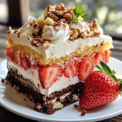 Um einen köstlichen Strawberry Earthquake Cake zu machen, benötigst du folgende Zutaten: - 1 Box Schokoladenkuchenmix - 1 Tasse Wasser - 1/2 Tasse Pflanzenöl - 3 große Eier - 1 Tasse frische Erdbeeren, entstielt und gehackt - 1/2 Tasse Frischkäse, auf Zimmertemperatur - 1 Tasse Puderzucker - 1 Esslöffel Vanilleextrakt - 1/2 Tasse gehackte Walnüsse (optional) - 1/2 Tasse Kokosraspeln (optional) Wenn du die besten Zutaten auswählst, achte auf einige Punkte: - Erdbeeren: Wähle frische, reife Erdbeeren. Sie sollten fest und rot sein. - Frischkäse: Verwende hochwertigen Frischkäse. Er sollte weich und cremig sein. - Kuchenmix: Nutze einen guten Schokoladenkuchenmix. Er macht den Kuchen fluffig und lecker. - Eier: Frische Eier sind wichtig für die richtige Textur. Sie sollten Raumtemperatur haben. Du kannst den Kuchen nach deinem Geschmack anpassen: - Nüsse: Walnüsse geben einen tollen Crunch. Du kannst auch Mandeln verwenden. - Kokosraspeln: Diese fügen eine süße Note hinzu. Sie sind besonders gut, wenn du Kokos magst. - Andere Früchte: Probiere Himbeeren oder Blaubeeren für eine fruchtige Abwechslung. Diese Zutaten und Tipps helfen dir, einen tollen Strawberry Earthquake Cake zu backen. Viel Spaß beim Ausprobieren! {{ingredient_image_2}} Zuerst heizen Sie den Ofen auf 175 °C (350 °F) vor. Das sorgt dafür, dass der Kuchen gleichmäßig backt. Fetten Sie eine 22x33 cm große Backform ein. Verwenden Sie dafür Butter oder Pflanzenöl. Das hilft, den Kuchen nach dem Backen leicht herauszunehmen. In einer großen Rührschüssel mischen Sie den Schokoladenkuchenmix, das Wasser, das Pflanzenöl und die Eier. Rühren Sie die Mischung gut um, bis sie glatt ist. Achten Sie darauf, keine Klumpen zu lassen. Jetzt heben Sie vorsichtig die gehackten Erdbeeren unter den Teig. Diese geben dem Kuchen einen fruchtigen Geschmack. In einer separaten Schüssel geben Sie den weichen Frischkäse, den Puderzucker und den Vanilleextrakt. Rühren Sie alles zusammen, bis die Mischung cremig und glatt ist. Diese Schicht wird die besondere Note des Kuchens. Sie ist süß und passt perfekt zu den Erdbeeren. Gießen Sie die Hälfte des Kuchenteigs gleichmäßig in die vorbereitete Backform. Nehmen Sie einen Löffel und setzen Sie Kleckse der Frischkäsemischung auf den Teig. Mit einem Messer vermengen Sie die Mischung sanft spiralförmig. Das schafft einen schönen Marmoreffekt. Decken Sie die Frischkäse-Schicht mit dem restlichen Kuchenteig ab. Wenn Sie möchten, streuen Sie Walnüsse und Kokosraspeln darüber. Backen Sie den Kuchen 35-40 Minuten. Der Kuchen ist fertig, wenn ein Zahnstocher sauber herauskommt. Lassen Sie den Kuchen etwa 10 Minuten in der Form abkühlen, bevor Sie ihn auf ein Kuchengitter legen. So kann er vollständig abkühlen. Ein häufiger Fehler ist, den Teig zu stark zu rühren. Wenn Sie zu lange rühren, wird der Kuchen zäh. Mischen Sie die Zutaten nur, bis sie gerade vermengt sind. Achten Sie darauf, die Erdbeeren vorsichtig unterzuheben. So bleiben sie ganz und verleihen dem Kuchen mehr Textur. Die Backzeit ist wichtig für das beste Ergebnis. Stellen Sie sicher, dass Ihr Ofen auf 175 °C (350 °F) vorgeheizt ist. Backen Sie den Kuchen 35-40 Minuten. Überprüfen Sie mit einem Zahnstocher, ob der Kuchen fertig ist. Wenn er sauber herauskommt, ist der Kuchen gut. Die Frischkäsemischung sollte glatt sein. Verwenden Sie Frischkäse, der Zimmertemperatur hat. So lässt sich die Mischung leichter verrühren. Mischen Sie den Puderzucker gut unter. Achten Sie darauf, große Klumpen zu vermeiden. Wenn Sie die Mischung auf den Teig geben, verwenden Sie einen Löffel für Kleckse. Mischen Sie dann sanft für einen schönen Marmoreffekt. Pro Tipps Erdbeeren frisch halten: Wählen Sie reife, aber feste Erdbeeren für den besten Geschmack und die beste Textur. Lagern Sie sie im Kühlschrank, um sie frisch zu halten, und waschen Sie sie erst kurz vor der Verwendung. Kuchen gleichmäßig backen: Stellen Sie sicher, dass Ihr Ofen gut vorgeheizt ist, um eine gleichmäßige Backtemperatur zu gewährleisten. Verwenden Sie ein Ofenthermometer, um die Temperatur zu überprüfen. Frischkäse richtig vorbereiten: Lassen Sie den Frischkäse vor der Verwendung auf Raumtemperatur kommen. Das erleichtert das Mischen und sorgt für eine glattere Konsistenz in der Füllung. Walnüsse und Kokosraspeln rösten: Rösten Sie die Walnüsse und Kokosraspeln leicht in einer Pfanne, um ihren Geschmack zu intensivieren, bevor Sie sie auf den Kuchen streuen. {{image_4}} Möchten Sie mit Ihrem Kuchen etwas Neues probieren? Sie können den Schokoladenkuchenmix leicht ersetzen. Verwenden Sie stattdessen Vanille- oder Zitronenkuchenmix. Diese Optionen bringen eine frische Note in Ihr Erdbeer-Erdbeerkuchen Rezept. Der Geschmack von Erdbeeren passt gut zu diesen Kuchenmixen. Erdbeeren sind toll, aber Sie könnten auch andere Beeren verwenden. Himbeeren oder Blaubeeren verleihen dem Kuchen eine andere Frische. Diese Beeren sind saftig und süß. Sie können sie einfach anstelle der Erdbeeren hinzufügen. Achten Sie darauf, die Beeren gut zu waschen und zu schneiden. So bleibt der Kuchen schön und saftig. Wenn Sie Nüsse mögen, fügen Sie Walnüsse hinzu. Sie geben dem Kuchen eine knusprige Textur. Nüsse passen gut zu dem weichen Kuchen. Kokosraspeln sind auch eine gute Wahl. Sie bringen einen tropischen Geschmack in den Kuchen. Streuen Sie diese einfach über die oberste Schicht vor dem Backen. So wird Ihr Kuchen noch leckerer und interessanter. Um den Erdbeer-Erdbeerkuchen frisch zu halten, lege ihn in einen luftdichten Behälter. So bleibt der Kuchen feucht. Du kannst ihn auch mit Frischhaltefolie abdecken. Achte darauf, dass die Folie den Kuchen nicht berührt, um eine matschige Oberfläche zu vermeiden. Im Kühlschrank hält der Kuchen etwa fünf Tage. Stelle sicher, dass der Behälter gut verschlossen ist. Wenn du den Kuchen länger aufbewahren möchtest, friere ihn ein. In einem gefrierfesten Behälter bleibt er bis zu drei Monate frisch. Achte darauf, den Kuchen in Portionen zu schneiden. So kannst du ihn leicht entnehmen. Um den Kuchen aufzuwärmen, stelle ein Stück in die Mikrowelle. Erhitze es für 10 bis 15 Sekunden. So bleibt der Kuchen saftig. Du kannst ihn auch kalt servieren. Garnieren mit einem Klecks Schlagsahne macht ihn noch leckerer. Frische Erdbeeren darüber geben einen schönen Farbkontrast. Wenn du keine frischen Erdbeeren hast, gibt es gute Alternativen. Du kannst gefrorene Erdbeeren verwenden. Achte darauf, sie vorher aufzutauen und gut abzutropfen. Du kannst auch andere Früchte nehmen. Himbeeren oder Blaubeeren funktionieren sehr gut. Diese Früchte bringen einen ähnlichen frischen Geschmack in den Kuchen. Ja, du kannst den Kuchen ohne Nüsse machen. Lass einfach die gehackten Walnüsse weg. Der Kuchen bleibt lecker und fluffig. Wenn du eine knusprige Textur magst, probiere stattdessen Keksstückchen oder Haferflocken. Diese Optionen bringen auch einen guten Biss in deinen Kuchen. Um den Kuchen glutenfrei zu machen, benutze glutenfreies Kuchenmehl. Achte darauf, dass alle Zutaten glutenfrei sind. Das schließt den Schokoladenkuchenmix ein. Viele Marken bieten jetzt glutenfreie Mischungen an. So bleibt der Genuss des Kuchens ohne Gluten. Der Artikel zeigte dir die wichtigsten Schritte, um einen köstlichen Kuchen zu backen. Du hast viele Tipps zur Auswahl der besten Zutaten gelernt. Die Schritt-für-Schritt-Anleitung half dir, Fehler zu vermeiden und den Kuchen perfekt zu machen. Variationen bieten spannende neue Geschmäcker. Achte auf die Lagerung, damit dein Kuchen frisch bleibt. Mit diesen Tricks und Rezepten kannst du sicher einen tollen Kuchen zaubern. Lass deiner Kreativität freien Lauf und genieße jeden Bissen!
