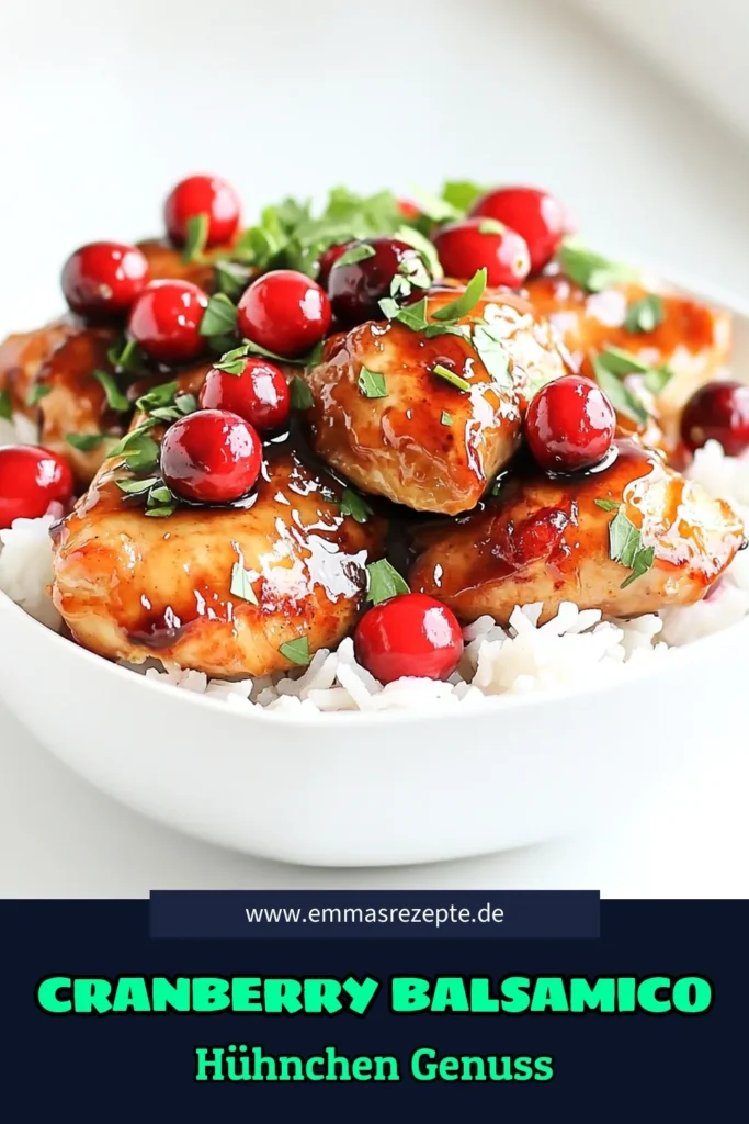 Entdecken Sie das köstliche Rezept für langsam gekochtes Cranberry-Balsamico-Hühnchen, das Ihre Geschmacksknospen verwöhnt! Mit saftigen Hähnchenbrustfilets und einer süß-sauren Marinade aus frischen Cranberries und Balsamico-Essig ist dieses Gericht perfekt für ein stressfreies Dinner. Einfach im Slow Cooker zubereiten und das Ergebnis genießen! Klicken Sie hier, um das Rezept auszuprobieren und Ihre Mahlzeiten zu verfeinern! #CranberryHühnchen #SlowCookerRezepte #GesundeRezepte #SchnelleGerichte
