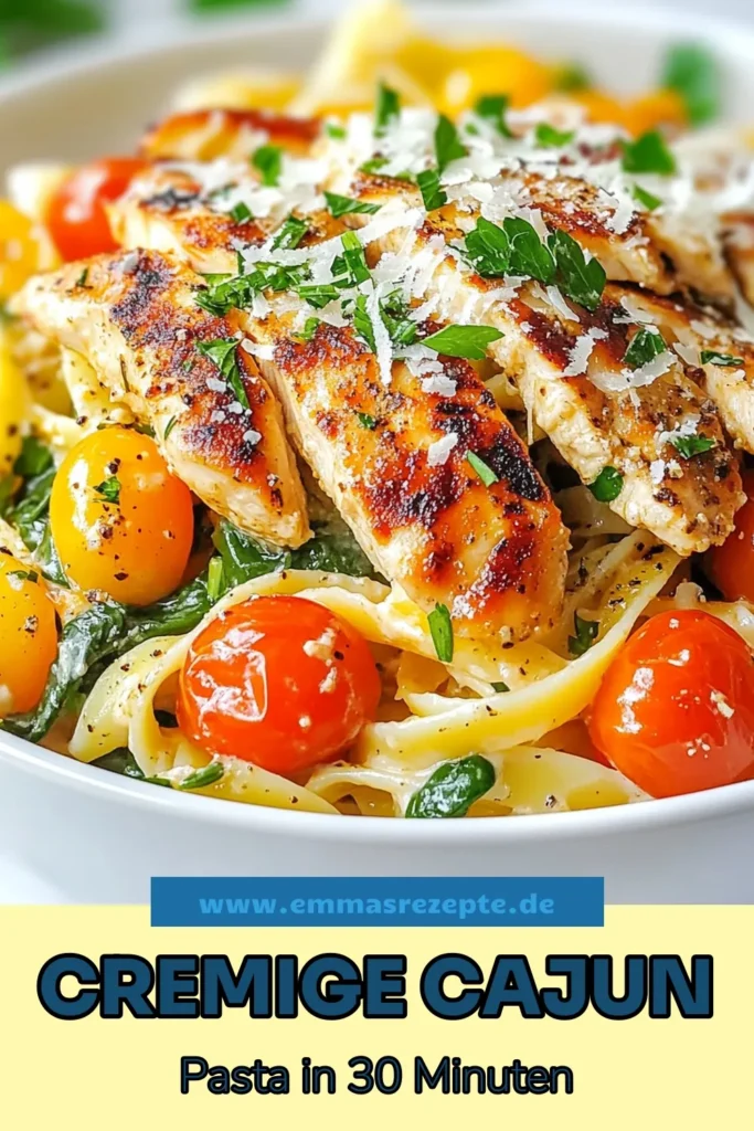 Entdecken Sie das köstliche Rezept für Cajun Hühnchen Pasta! Diese cremige Pasta mit Fettuccine und saftigem Hähnchen ist perfekt für ein einfaches Nudelgericht. Mit einer Mischung aus Cajun Gewürz ergibt sich ein Geschmackserlebnis der Extraklasse! Bereiten Sie schnell und einfach dieses cremige Pasta Rezept zu. Schauen Sie sich die Zubereitung an und genießen Sie Ihr neues Lieblingsgericht! 🍝🌶️ #CajunHühnchenPasta #CremigePastaRezepte #EinfacheNudelgerichte #Kochrezepte