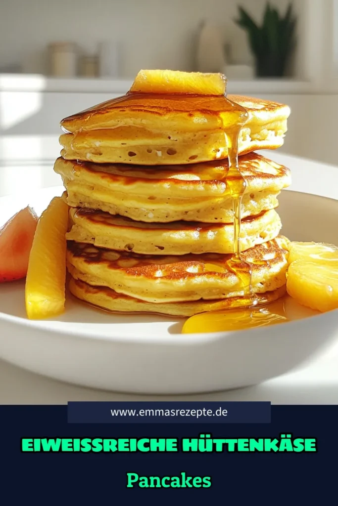 Entdecken Sie das perfekte Rezept für Cottage Cheese Pancakes mit hohem Eiweißanteil! Diese köstlichen und gesunden Pfannkuchen sind einfach zuzubereiten und ideal für einen energiereichen Start in den Tag. Mit nur wenigen Zutaten wie Hüttenkäse, Haferflocken und Eiern wird jeder Biss zum Genuss. Klicken Sie jetzt, um das vollständige Rezept zu sehen und Ihrer Frühstücksroutine eine gesunde Note zu verleihen! #CottageCheesePancakes #GesundeRezepte #Eiweißreich #Frühstücksideen
