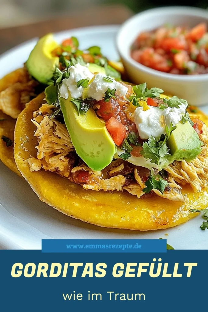 Entdecken Sie dieses köstliche mexikanische Gorditas Rezept! Einfach gefüllte Gorditas mit Hühnchen sind perfekt für jede Gelegenheit. Mit unserem Masa Harina Rezept können Sie mühelos einfache Gorditas herstellen. Füllen Sie sie mit Bohnen, Käse und frischem Gemüse für ein unwiderstehliches Gericht. Bereiten Sie sich auf ein geschmackliches Erlebnis vor und speichern Sie das Rezept für zu Hause! #Gorditas #MexikanischeKüche #Essen #Rezeptideen