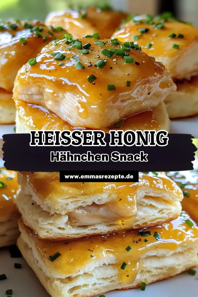 Entdecken Sie unser köstliches Rezept für scharfe Honig-Hähnchen-Biscuits! Diese himmlischen Hot Honey Chicken Biscuits kombinieren saftige Hähnchenoberkeulen mit würzigem scharfem Honig und fluffigen Biscuits für ein unvergleichliches Geschmackserlebnis. Perfekt für jede Gelegenheit! Probieren Sie dieses Biscuit Rezept aus und genießen Sie den tollen Geschmack. Speichern Sie das Rezept für Ihre nächste Kochsession! #HotHoneyChicken #BiscuitRezept #HähnchenoberkeulenZubereiten #ScharferHonigVerwenden