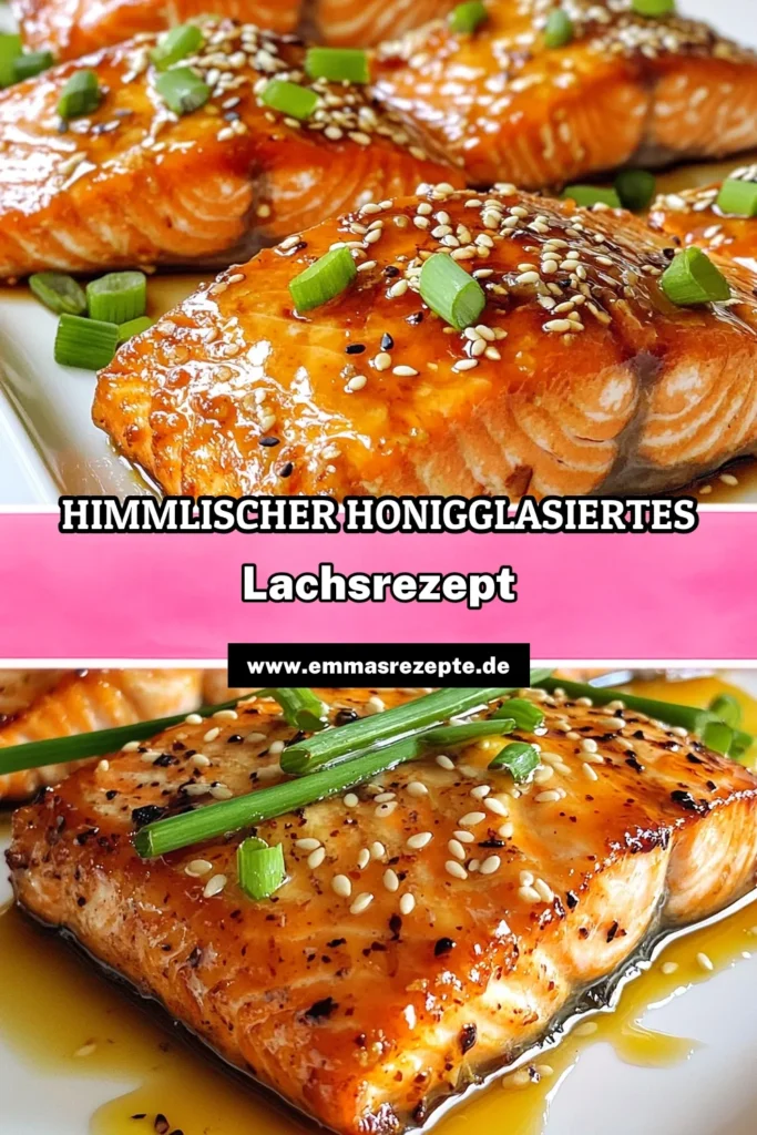 Entdecke das köstliche Rezept für Honig-Knoblauch-Lachs, der in nur 25 Minuten zubereitet ist! Dieser glasierte Lachs vereint Aromen von süßem Honig und aromatischem Knoblauch und ist perfekt für ein schnelles Abendessen. Lass dich von asiatisch inspiriertem Lachs begeistern und genieße einfache Lachsrezepte, die jeder lieben wird. Probiere es aus und erlebe den Geschmack! #HonigKnoblauchLachs #GlasierterLachs #LachsMitHonigglasur #EinfacheLachsrezepte