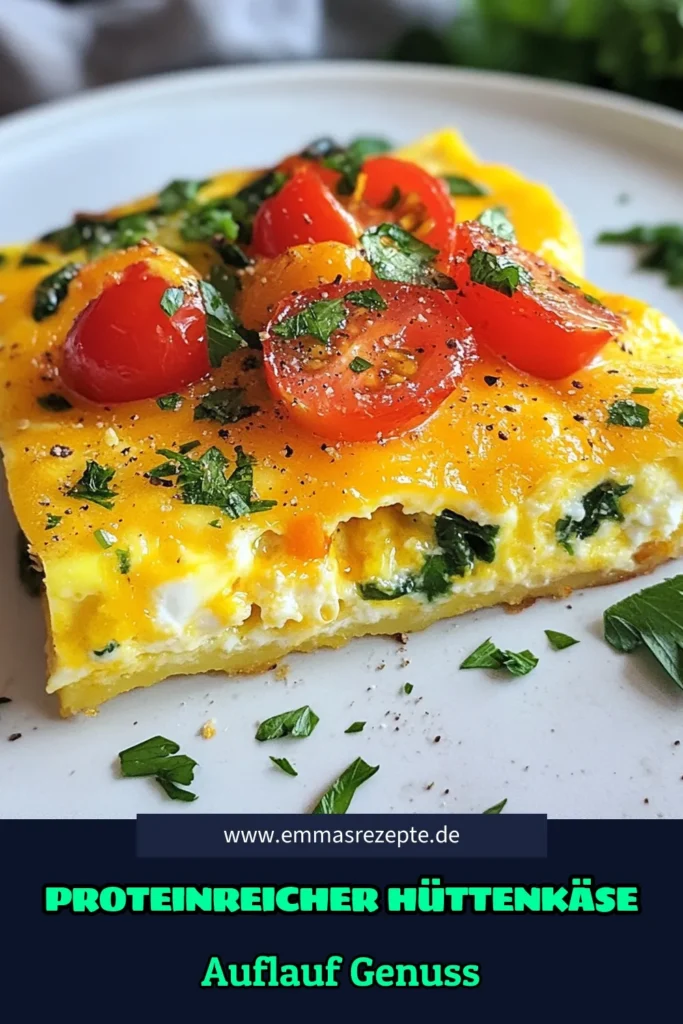 Entdecke dieses proteinreiche Hüttenkäse Rezept für einen köstlichen Spinat Auflauf, der perfekt als gesundes Frühstück geeignet ist. Dieser einfache Eiergerichte Auflauf ist nicht nur nährstoffreich, sondern auch schnell zubereitet und steckt voller Geschmack. Probiere unser schnelles Rezept aus und starte den Tag mit einer gesunden Option! Speichere das Rezept für dein nächstes Frühstück! #HüttenkäseRezept #ProteinreicherAuflauf #GesundesFrühstück #EinfacheEiergerichte