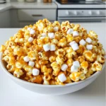 Für mein köstliches Marshmallow-Karamell-Popcorn brauche ich folgende Zutaten: - 8 Tassen frisch gepufftes Popcorn - 1 Tasse Kristallzucker - 1/4 Tasse ungesalzene Butter - 1/4 Tasse heller Maissirup - 1/2 Teelöffel Salz - 1/2 Teelöffel Backpulver - 1 Teelöffel Vanilleextrakt - 2 Tassen Mini-Marshmallows Diese Zutaten sind der Schlüssel für einen leckeren Geschmack und die perfekte Textur. Das frisch gepuffte Popcorn ist leicht und luftig, während der Karamell süß und klebrig ist. Manchmal mag ich es, mein Rezept mit Extras zu verfeinern. Hier sind ein paar tolle Ideen: - 1/2 Tasse gehackte Nüsse (z.B. Pekannüsse oder Erdnüsse) Nüsse bringen Crunch und einen nussigen Geschmack. Sie passen gut zu den süßen Marshmallows und dem Karamell. Die Qualität der Zutaten macht einen großen Unterschied. Hier sind meine besten Tipps: - Popcorn: Verwende frisches, einfaches Popcorn ohne Fett. So bleibt der Geschmack rein. - Zucker: Wähle hochwertigen Kristallzucker. Er schmilzt besser und gibt schönes Karamell. - Butter: Ungesalzene Butter hat einen klaren, reinen Geschmack. - Maissirup: Heller Maissirup sorgt für die richtige Konsistenz des Karamells. - Marshmallows: Mini-Marshmallows schmelzen schneller und verteilen sich gleichmäßig. Mit diesen Tipps kannst du dein Marshmallow-Karamell-Popcorn auf ein neues Level bringen! Zuerst heizen Sie den Ofen auf 120 °C vor. Das macht das Popcorn schön knusprig. Legen Sie ein großes Backblech mit Backpapier aus. Das Backpapier hilft, das Popcorn nicht zu kleben. Nun bereiten Sie die Zutaten vor. Sie brauchen 8 Tassen frisch gepufftes Popcorn. Messen Sie auch 1 Tasse Kristallzucker, 1/4 Tasse ungesalzene Butter, 1/4 Tasse heller Maissirup und 1/2 Teelöffel Salz ab. Vergessen Sie nicht den 1/2 Teelöffel Backpulver, 1 Teelöffel Vanilleextrakt und 2 Tassen Mini-Marshmallows. Wenn Sie Nüsse mögen, nehmen Sie 1/2 Tasse gehackte Pekannüsse oder Erdnüsse. In einem mittelgroßen Topf vermengen Sie Zucker, Butter, Maissirup und Salz. Stellen Sie den Topf auf mittlere Hitze. Rühren Sie die Mischung, bis sie zu kochen beginnt. Lassen Sie die Mischung dann 4-5 Minuten ohne Rühren kochen. Achten Sie darauf, dass sie eine hellgoldene Farbe annimmt. Nehmen Sie den Topf vom Herd und rühren Sie schnell das Backpulver und den Vanilleextrakt ein. Seien Sie vorsichtig, denn die Mischung wird aufschäumen! Geben Sie das gepuffte Popcorn in eine große Rührschüssel. Gießen Sie die Karamellmischung gleichmäßig über das Popcorn. Rühren Sie kräftig, damit alles gut glasiert wird. Fügen Sie nun vorsichtig die Mini-Marshmallows hinzu. Wenn Sie Nüsse verwenden, falten Sie diese sanft unter die Mischung. Verteilen Sie die Mischung gleichmäßig auf dem Backblech. Backen Sie das Popcorn 20-25 Minuten lang. Rühren Sie alle 10 Minuten um, damit es gleichmäßig knusprig wird. Lassen Sie das Popcorn nach dem Backen vollständig abkühlen. Brechen Sie es in Stücke und genießen Sie es! Um knuspriges Popcorn zu erhalten, ist die Backzeit wichtig. Backe das Popcorn bei 120 °C. Rühre alle 10 Minuten um. Das hilft, dass die Karamellschicht gleichmäßig trocknet. Lass das Popcorn nach dem Backen gut abkühlen. So bleibt es schön knackig. Du kannst die Karamellmischung leicht anpassen. Füge mehr Butter für einen reichhaltigen Geschmack hinzu. Ein Spritzer Zimt macht das Karamell wärmer. Für eine schokoladige Note kannst du Kakao oder geschmolzene Schokolade hinzufügen. Experimentiere mit Aromen, um dein perfektes Karamell zu finden. Nüsse geben dem Popcorn einen tollen Crunch. Pekannüsse und Erdnüsse passen gut dazu. Du kannst auch andere Zutaten hinzufügen, wie getrocknete Früchte oder Schokoladenstückchen. Achte darauf, die Extras gleichmäßig unter das Popcorn zu mischen. So verteilt sich der Geschmack gut und jeder Bissen wird zum Genuss. {{image_4}} Schokoladen-Marshmallow-Karamell-Popcorn ist eine echte Freude. Um es zu machen, schmelzen Sie einfach dunkle Schokolade. Gießen Sie die Schokolade über das fertige Karamell-Popcorn. Mischen Sie alles gut, damit die Schokolade gleichmäßig verteilt ist. Dadurch wird das Popcorn süß und schokoladig. Fügen Sie mehr Mini-Marshmallows hinzu, um es noch besser zu machen. Diese Kombination sorgt für einen tollen Geschmack und macht jeden Snack besonders. Wenn Sie weniger Zucker verwenden möchten, ist das möglich. Reduzieren Sie den Kristallzucker auf 1/2 Tasse. Sie können auch Honig oder Agavendicksaft ausprobieren. Diese Alternativen geben einen anderen, aber leckeren Geschmack. Verwenden Sie auch weniger Butter und mehr Nüsse, um gesund zu bleiben. Nüsse fügen gesunde Fette hinzu und machen das Popcorn knuspriger. Diese Version ist perfekt, wenn Sie auf Ihre Ernährung achten. Saisonale Varianten bringen Spaß in jede Feier. Für Halloween fügen Sie etwas Kürbiskerngewürz hinzu. Das gibt einen warmen, herbstlichen Geschmack. Zu Weihnachten können Sie rote und grüne Streusel verwenden. Diese machen das Popcorn festlich und schön. Für den Sommer probieren Sie fruchtige Aromen wie Erdbeere oder Limette. Mischen Sie einfach Fruchtpulver in die Karamellmischung. So wird Ihr Popcorn immer frisch und spannend. Um dein Marshmallow-Karamell-Popcorn frisch zu halten, verwende einen luftdichten Behälter. Lege das Popcorn in einen großen Behälter und schließe ihn gut. Du kannst auch Plastikfolie verwenden, um das Popcorn einzuwickeln. So bleibt das Popcorn knusprig und lecker. Vermeide es, das Popcorn in feuchte oder warme Räume zu stellen. Marshmallow-Karamell-Popcorn bleibt bei richtiger Lagerung etwa eine Woche frisch. Nach dieser Zeit kann es weich werden. Lagere das Popcorn an einem kühlen, trockenen Ort. So kannst du das volle Geschmackserlebnis genießen. Hast du noch übrig gebliebenes Popcorn? Du kannst es für andere Snacks nutzen. Mische es mit Schokolade oder anderen Süßigkeiten. Du kannst auch gesunde Optionen ausprobieren, wie Nüsse oder Trockenfrüchte. So entsteht ein neuer, leckerer Snack! Marshmallow-Karamell-Popcorn bleibt frisch für etwa eine Woche. Lagern Sie es in einem luftdichten Behälter. So bleibt das Popcorn knusprig. Wenn Sie es länger aufbewahren möchten, können Sie es einfrieren. Achten Sie darauf, es gut einzupacken, um Gefrierbrand zu vermeiden. Ja, das Rezept ist leicht glutenfrei. Verwenden Sie einfach glutenfreies Popcorn und überprüfen Sie die Zutaten. Der Maissirup und die Marshmallows sind in der Regel glutenfrei. Achten Sie auf Marken, die dies bestätigen, um sicherzugehen. So können auch glutenfreie Genießer den Snack genießen. Fertiges Marshmallow-Karamell-Popcorn finden Sie in vielen Supermärkten. Schauen Sie in der Süßwarenabteilung oder im Snackbereich nach. Online gibt es auch viele Anbieter, die diesen Snack liefern. Achten Sie auf Bewertungen, um die beste Qualität zu finden. Zusammenfassend haben wir die besten Zutaten und eine einfache Anleitung für Marshmallow-Karamell-Popcorn besprochen. Sie können Variationen ausprobieren und Tipps für knuspriges Popcorn nutzen. Denken Sie an die besten Aufbewahrungsmethoden, um die Frische zu sichern. Mit diesen Informationen können Sie leckeres Popcorn kreieren und Freude teilen. Experimentieren Sie und finden Sie Ihre Lieblingsversion! Marshmallow-Karamell-Popcorn bringt Spaß und Geschmack in jede Gelegenheit.