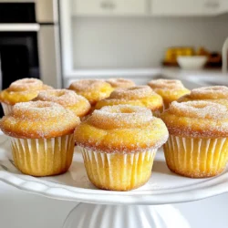 Für die perfekten Apfelwein-Donut-Muffins brauchst du folgende Zutaten: - 1 Tasse Apfelwein - 1 ½ Tassen Weizenmehl - 1 Teelöffel Backpulver - ½ Teelöffel Natron - ½ Teelöffel Salz - 1 Teelöffel gemahlenen Zimt - ½ Teelöffel gemahlenen Muskatnuss - ½ Tasse Zucker - ½ Tasse brauner Zucker, gepackt - 2 große Eier - ½ Tasse ungesüßtes Apfelmus - ½ Tasse Pflanzenöl - 1 Teelöffel Vanilleextrakt - ½ Tasse Zucker (zum Wenden) - 2 Teelöffel gemahlener Zimt (zum Wenden) Diese Zutaten kommen zusammen und schaffen ein herrliches Geschmackserlebnis. Der Apfelwein macht die Muffins saftig und gibt ihnen einen feinen Apfelgeschmack. Frische Zutaten sind wichtig für den besten Geschmack. Apfelwein sollte nicht abgelaufen sein. Das Mehl sollte trocken und luftig sein. Backpulver und Natron verlieren mit der Zeit ihre Wirkung. Überprüfe das Verfallsdatum, um die besten Muffins zu backen. Eier sollten kühl gelagert werden und vor der Verwendung frisch sein. Verwende frisches Apfelmus für die beste Konsistenz. Die Wahl des Apfelweins ist entscheidend. Suche nach einem Apfelwein, der süß und aromatisch ist. Ein trockener Apfelwein kann die Muffins zu herb machen. Achte darauf, dass der Apfelwein ohne künstliche Aromen ist. Probier verschiedene Marken aus, um deinen Favoriten zu finden. Ein Bio-Apfelwein kann auch eine gute Wahl sein, wenn du auf Qualität achtest. Heizen Sie den Ofen auf 175°C vor. Diese Temperatur sorgt dafür, dass die Muffins gleichmäßig backen. Legen Sie ein Muffinblech mit Papierförmchen aus. Alternativ können Sie es leicht einfetten. So lassen sich die Muffins später besser herausnehmen. Geben Sie eine Tasse Apfelwein in einen kleinen Topf. Stellen Sie den Topf auf mittlere Hitze. Lassen Sie den Apfelwein zum Kochen kommen. Sobald er kocht, senken Sie die Hitze auf mittel-niedrig. Lassen Sie den Apfelwein etwa 10-15 Minuten köcheln. Er sollte auf etwa ½ Tasse reduziert sein. Dies konzentriert den Geschmack. Lassen Sie ihn danach etwas abkühlen. In einer Rührschüssel vermischen Sie die trockenen Zutaten. Nehmen Sie 1 ½ Tassen Weizenmehl, 1 Teelöffel Backpulver, ½ Teelöffel Natron, ½ Teelöffel Salz, 1 Teelöffel Zimt und ½ Teelöffel Muskatnuss. Mischen Sie alles gut und stellen Sie die Schüssel beiseite. In einer großen Schüssel kombinieren Sie die feuchten Zutaten. Geben Sie ½ Tasse Zucker, ½ Tasse braunen Zucker, 2 Eier, ½ Tasse Apfelmus, ½ Tasse Pflanzenöl und 1 Teelöffel Vanilleextrakt hinein. Rühren Sie gut, bis die Mischung glatt ist. Fügen Sie den abgekühlten Apfelwein hinzu. Mischen Sie alles vorsichtig. Jetzt geben Sie die trockenen Zutaten nach und nach zu den feuchten Zutaten. Vermengen Sie alles nur, bis es gerade so kombiniert ist. Übermixen Sie den Teig nicht, sonst werden die Muffins dicht. Füllen Sie jede Muffinform zu drei Vierteln mit dem Teig. Ein häufiger Fehler ist, die Zutaten zu übermixen. Wenn du zu viel rührst, werden die Muffins hart. Mische die trockenen und nassen Zutaten nur, bis sie gerade kombiniert sind. Ein weiterer Fehler ist, den Ofen nicht vorzuheizen. Dies kann die Backzeit verlängern und die Muffins ungleichmäßig machen. Stelle sicher, dass der Ofen die richtige Temperatur hat, bevor du die Muffins backst. Für die beste Textur ist es wichtig, frische Zutaten zu verwenden. Der Apfelwein gibt den Muffins einen tollen Geschmack. Achte darauf, den Apfelwein vorher zu reduzieren. Dies konzentriert den Geschmack. Die Kombination von Zimt und Muskatnuss bringt die Aromen zusammen. Verwende die richtige Menge Zucker, um die Süße auszubalancieren. Ein guter Tipp ist, die Muffins warm zu wenden. Dies sorgt für eine knusprige Zimt-Zucker-Schicht. Diese Muffins schmecken am besten warm. Du kannst sie mit etwas zusätzlichem Zimt bestäuben. Ein Klecks Apfelmus ist ebenfalls lecker. Sie passen gut zu einem warmen Getränk wie Apfeltee oder Kaffee. Diese Muffins sind ideal als Snack oder Frühstück. Sie sind einfach zu transportieren und perfekt für unterwegs. {{image_4}} Wenn Sie an speziellen Diäten interessiert sind, gibt es einfache Alternativen. Sie können Weizenmehl durch Mandelmehl ersetzen. Das macht die Muffins glutenfrei und nussig. Verwenden Sie Kokoszucker statt normalem Zucker für eine gesunde Süße. Für eine vegane Variante, tauschen Sie die Eier gegen Leinsamen-Ei oder Apfelmus aus. Diese Optionen sind gut für viele Diätanforderungen. Um die Muffins interessanter zu machen, können Sie verschiedene Aromen hinzufügen. Zum Beispiel passen Walnüsse oder Pekannüsse perfekt dazu. Ein Schuss Karamellsirup sorgt für eine süße Überraschung. Auch getrocknete Äpfel oder Cranberries geben einen tollen Geschmack. Für etwas Schärfe probieren Sie Ingwer oder einen Hauch von Nelken. Mixen Sie diese Zutaten einfach in den Teig, bevor Sie ihn in die Muffinform füllen. Für eine glutenfreie Version verwenden Sie eine glutenfreie Mehlmischung. Diese Mischung hat oft Reis-, Mais- und Kartoffelmehl. Achten Sie darauf, dass das Backpulver glutenfrei ist. Diese Muffins sind ebenso lecker und fluffig. Folgen Sie dem gleichen Rezept, aber verwenden Sie die glutenfreien Zutaten. So können alle die Apfelwein-Donut-Muffins genießen. Um die Frische der Apfelwein-Donut-Muffins zu bewahren, sollten Sie sie am besten in einem luftdichten Behälter aufbewahren. Legen Sie ein Papierhandtuch in den Behälter. Das hilft, die Feuchtigkeit zu regulieren. Bewahren Sie die Muffins bei Raumtemperatur auf. So bleiben sie weich und lecker. Wenn Sie die Muffins aufwärmen möchten, nutzen Sie den Ofen oder die Mikrowelle. Im Ofen heizen Sie ihn auf 150°C vor. Legen Sie die Muffins auf ein Backblech und backen Sie sie für etwa 5-7 Minuten. In der Mikrowelle erhitzen Sie jeden Muffin für 10-15 Sekunden. So bleiben sie schön saftig und warm. Im Kühlschrank halten die Muffins etwa 5 Tage. Wickeln Sie sie gut ein, um andere Gerüche zu vermeiden. Für längere Lagerung frieren Sie die Muffins ein. Legen Sie sie in einen gefrierfesten Beutel. So bleiben sie bis zu 3 Monate frisch. Denken Sie daran, sie langsam im Kühlschrank aufzutauen. So behalten sie ihren besten Geschmack. Um die Muffins süßer zu machen, kannst du mehr Zucker hinzufügen. Verwende bis zu einer Tasse Zucker. Alternativ kannst du auch Honig oder Ahornsirup nutzen. Diese Süßungsmittel geben den Muffins einen anderen Geschmack. Denke daran, die Flüssigkeitsmenge im Rezept leicht anzupassen. Wenn du den Zucker erhöhst, könnte es helfen, die anderen Zutaten zu reduzieren. Ja, du kannst den Apfelwein ersetzen. Verwende Apfelsaft oder Apfelnektar für den gleichen fruchtigen Geschmack. Diese Optionen machen die Muffins auch süßer. Du kannst auch Sprudelwasser verwenden, um die Muffins luftiger zu machen. Achte nur darauf, dass die Flüssigkeitsmenge gleich bleibt. Das gibt dir die beste Konsistenz. Die besten Beilagen sind einfach und lecker. Eine Prise Zimt ist immer gut. Auch ein Klecks Apfelmus passt perfekt dazu. Du kannst die Muffins mit etwas Sahne oder Joghurt servieren. Für einen besonderen Kick füge geröstete Nüsse oder Schokolade hinzu. Jede dieser Beilagen hebt den Geschmack der Muffins hervor. Die Apfelwein-Donut-Muffins sind einfach und lecker. Wir haben die besten Zutaten, Tipps und Schritte durchgenommen. Denke daran, Apfelwein gut auszuwählen und die Mischung perfekt zu gestalten. Vermeide gängige Fehler, damit deine Muffins immer gelingen. Wenn du verschiedene Varianten ausprobierst, kannst du sie nach deinem Geschmack anpassen. Lagere sie richtig, um die Frische zu bewahren. Diese Muffins sind eine Freude für jeden Anlass. Lass deiner Kreativität freien Lauf und genieße jeden Biss!