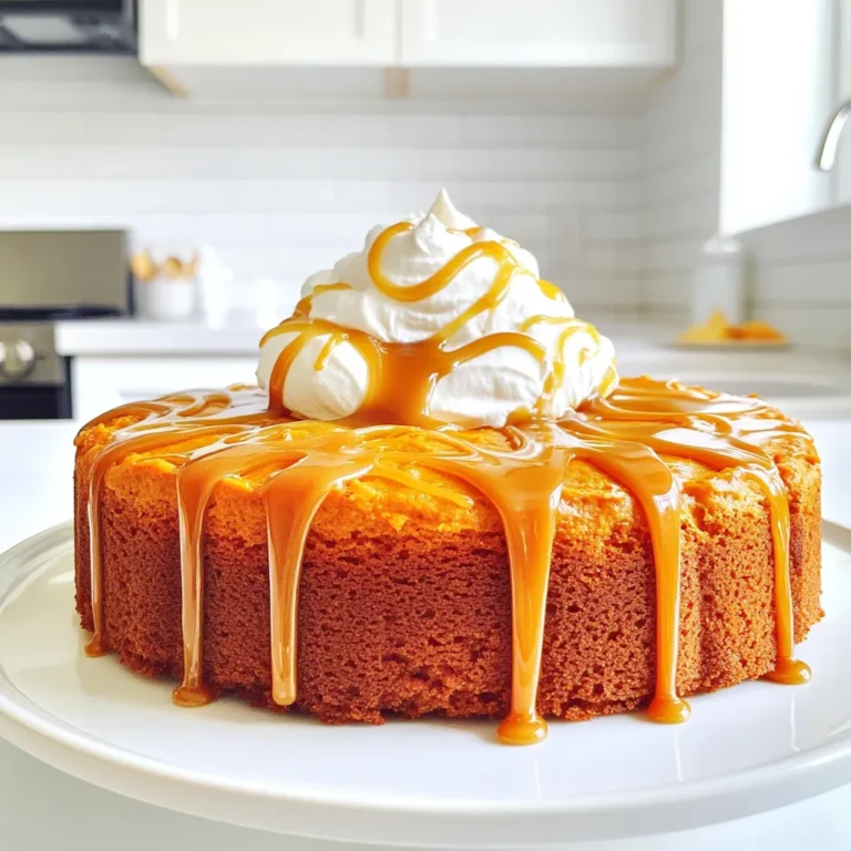 Um den perfekten Kürbis-Karamell-Butterkuchen zu backen, brauchen Sie folgende Zutaten: - 1 Tasse ungesalzene Butter, weichgeklopft - 1 ½ Tassen brauner Zucker, fest gepackt - 1 Tasse weißer Zucker - 4 große Eier - 1 Tasse Kürbispüree aus der Dose - 2 Teelöffel Vanilleextrakt - 3 Tassen Allzweckmehl - 1 Teelöffel Backpulver - 1 Teelöffel Natron - ½ Teelöffel Salz - 1 Teelöffel gemahlener Zimt - ½ Teelöffel gemahlener Muskatnuss - ¼ Teelöffel gemahlener Ingwer - 1 Tasse Karamellsauce (kaufbar oder selbstgemacht) - Optional: Schlagsahne zum Servieren Manchmal sind nicht alle Zutaten leicht zu finden. Hier sind einige Alternativen: - Kürbispüree: Sie können auch frisches Kürbispüree verwenden. Kochen Sie dazu den Kürbis und pürieren Sie ihn. - Brauner Zucker: Verwenden Sie weißen Zucker mit etwas Melasse, um einen ähnlichen Geschmack zu erzielen. - Eier: Für eine vegane Version können Sie Apfelmus oder Leinsamen verwenden. Mixen Sie 1 Esslöffel Leinsamen mit 3 Esslöffeln Wasser. - Karamellsauce: Wenn Sie keine kaufen möchten, können Sie einfache Karamellsauce selbst machen. Kochen Sie Zucker und Wasser, bis es goldbraun ist. Die Auswahl der richtigen Zutaten ist entscheidend. Hier sind einige Tipps: - Butter: Verwenden Sie immer ungesalzene Butter. Diese lässt sich besser mit Zucker mischen. - Zucker: Wählen Sie frischen, dunklen braunen Zucker. Er hat mehr Geschmack als alter Zucker. - Gewürze: Verwenden Sie frische Gewürze, wenn möglich. Sie geben dem Kuchen mehr Aroma. - Kürbispüree: Achten Sie auf 100% reines Kürbispüree. Ohne Zusatzstoffe schmeckt es am besten. Mit diesen Zutaten und Tipps sind Sie bereit, Ihren eigenen Kürbis-Karamell-Butterkuchen zu backen! Beginne damit, deinen Ofen auf 180°C vorzuheizen. Fette eine 23x33 cm große Backform ein oder lege sie mit Backpapier aus. Das hilft dir, den Kuchen später leicht herauszunehmen. Achte darauf, dass die Butter weich ist. Lass sie bei Raumtemperatur stehen, während du die anderen Zutaten sammelst. In einer großen Schüssel mischst du die weiche Butter, den braunen Zucker und den weißen Zucker. Schlage die Mischung, bis sie leicht und hell ist. Das dauert etwa 3-4 Minuten. Füge dann die Eier einzeln hinzu. Schlage gut nach jeder Zugabe. Danach kommt das Kürbispüree und der Vanilleextrakt dazu. Rühre alles gut durch. In einer anderen Schüssel verrührst du die trockenen Zutaten: Mehl, Backpulver, Natron, Salz, Zimt, Muskatnuss und Ingwer. Gib die trockenen Zutaten nach und nach zu der feuchten Mischung. Rühre nur so lange, bis alles gut vermischt ist. Übermixen ist nicht nötig! Jetzt gib die Hälfte des Teigs in die Backform. Verteile ihn gleichmäßig und träufle die Hälfte der Karamellsauce darüber. Gieße dann den restlichen Teig darauf. Mit einem Messer wirbelst du die restliche Karamellsauce hinein. So entsteht ein schöner Marmoreffekt. Backe den Kuchen im vorgeheizten Ofen für 35-45 Minuten. Steche mit einem Zahnstocher in die Mitte. Wenn er sauber herauskommt, ist der Kuchen fertig. Lass ihn mindestens 10 Minuten in der Form abkühlen. Vor dem Servieren kannst du noch etwas Karamellsauce darüber träufeln. So wird der Kuchen noch süßer und leckerer! Einer der häufigsten Fehler ist das Übermixen des Teigs. Rühren Sie nur, bis alles gut vermischt ist. Zu langes Mischen macht den Kuchen dicht. Ein weiterer Fehler ist das falsche Abmessen der Zutaten. Verwenden Sie Messbecher und wiegen Sie die Zutaten für beste Ergebnisse. Achten Sie darauf, dass die Butter weich ist, aber nicht geschmolzen. So bleibt der Kuchen luftig und schön. Heizen Sie den Ofen auf 180°C vor. Diese Temperatur sorgt dafür, dass der Kuchen gleichmäßig backt. Die Backzeit beträgt 35-45 Minuten. Überprüfen Sie den Kuchen mit einem Zahnstocher. Er sollte sauber herauskommen. Wenn der Kuchen zu früh aus dem Ofen kommt, bleibt er feucht in der Mitte. Lassen Sie den Kuchen nach dem Backen mindestens 10 Minuten in der Form abkühlen. Um den perfekten Kuchen zu erreichen, achten Sie auf die Zutaten. Das Kürbispüree sorgt für Feuchtigkeit. Verwenden Sie frisches oder Dosenpüree, je nach Verfügbarkeit. Wenn der Teig zu dick ist, fügen Sie einen Esslöffel Milch hinzu. Für einen leichten Karamellgeschmack, mischen Sie einen Teil der Karamellsauce in den Teig. So wird der Geschmack intensiver und der Kuchen bleibt saftig. {{image_4}} Um diesen Kuchen noch knuspriger zu machen, füge Nüsse hinzu. Walnüsse oder Pekannüsse passen besonders gut. Hacke sie grob und mische sie in den Teig. Du kannst auch die Nüsse direkt auf die Karamellsauce streuen, bevor du den restlichen Teig hinzufügst. Der Kontrast zwischen weich und knackig ist köstlich. Wenn du glutenfrei backen möchtest, ersetze das Allzweckmehl. Du kannst eine glutenfreie Mehlmischung verwenden. Achte darauf, dass die Mischung Xanthan enthält. Xanthan hilft, den Teig zusammenzuhalten. Die restlichen Zutaten kannst du wie im Rezept verwenden. Der Kuchen wird genauso lecker. Für eine vegane Version verwende pflanzliche Butter. Ersetze die Eier durch Leinsamen oder Apfelmus. Mische einen Esslöffel Leinsamen mit drei Esslöffeln Wasser und lasse es 5 Minuten ruhen. Das ergibt eine gute Bindung. Auch das Kürbispüree bleibt gleich. So bleibt der Kuchen saftig und süß, ganz ohne tierische Produkte. Um deinen Kürbis-Karamell-Butterkuchen frisch zu halten, lass ihn zuerst abkühlen. Danach lege ihn in einen luftdichten Behälter. Dies verhindert, dass er austrocknet. Du kannst ihn auch in Frischhaltefolie wickeln. Dies hilft, den Geschmack zu bewahren. Stelle sicher, dass er bei Raumtemperatur gelagert wird, wenn du ihn innerhalb von zwei Tagen isst. Wenn du deinen Kuchen aufwärmen möchtest, schneide ein Stück ab. Lege es auf einen Teller und erwärme es kurz in der Mikrowelle. Ein paar Sekunden reichen oft aus. Dadurch bleibt der Kuchen feucht und lecker. Du kannst auch etwas Karamellsauce darüber träufeln. Das bringt den Geschmack zurück. Der Kürbis-Karamell-Butterkuchen hält sich gut. Bei Raumtemperatur bleibt er bis zu zwei Tage frisch. Im Kühlschrank hält er bis zu einer Woche. Wenn du ihn länger aufbewahren möchtest, kannst du ihn einfrieren. Wickele ihn gut ein, um Gefrierbrand zu vermeiden. So bleibt er bis zu drei Monate genießbar. Sie können den Kuchen bis zu fünf Tage aufbewahren. Stellen Sie ihn in einen luftdichten Behälter. So bleibt der Kuchen frisch und saftig. Wenn Sie ihn länger aufbewahren möchten, können Sie ihn auch einfrieren. Wickeln Sie ihn gut in Frischhaltefolie und legen Sie ihn in einen Gefrierbeutel. So hält er sich bis zu drei Monate. Ja, frisches Kürbispüree ist eine tolle Option! Kochen Sie den Kürbis, bis er weich ist. Danach pürieren Sie ihn, bis er glatt ist. Achten Sie darauf, dass das Püree nicht zu wässrig ist. Zu viel Wasser kann den Teig verändern. Verwenden Sie die gleiche Menge wie im Rezept angegeben. Die Karamellsauce ist einfach selbst zu machen. Sie benötigen Zucker, Wasser und Sahne. Kochen Sie den Zucker und das Wasser in einem Topf, bis es goldbraun ist. Nehmen Sie den Topf vom Herd und rühren Sie langsam die Sahne ein. Seien Sie vorsichtig, denn die Mischung spritzt. Lassen Sie die Sauce abkühlen, bevor Sie sie verwenden. So haben Sie eine frische und leckere Karamellsauce! In diesem Artikel haben wir die besten Zutaten für den ultimativen Kürbis-Karamell-Butterkuchen besprochen. Ich habe dir eine Schritt-für-Schritt-Anleitung gegeben, damit du einfach loslegen kannst. Wir haben auch nützliche Tipps und Variationen vorgestellt, die deinen Kuchen besonders machen. Denke daran, Fehler zu vermeiden und die Lagerung richtig zu handhaben. Mit den richtigen Zutaten und Techniken gelingt dir der perfekte Kuchen, den jeder lieben wird. Viel Spaß beim Backen und Genießen!