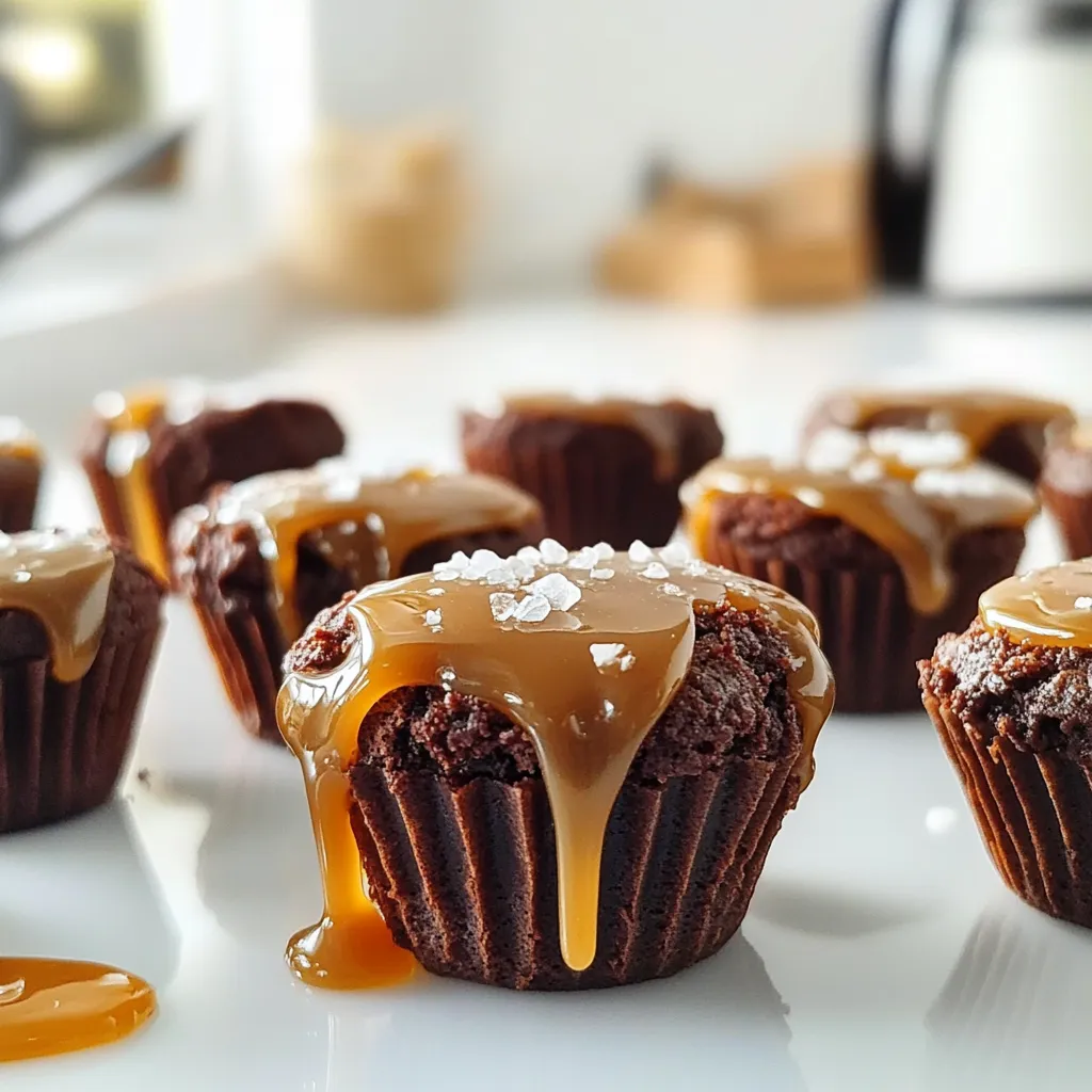 Salted Caramel Brownie Bites Verführerische Köstlichkeit