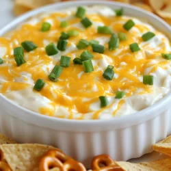 Die Hauptzutaten machen diesen Dip besonders lecker. Hier sind die Zutaten, die du brauchst: - 1 Tasse Frischkäse, weich gemacht - 1 Tasse geriebener scharfer Cheddar-Käse - 1/2 Tasse geriebener Mozzarella-Käse - 1/2 Tasse alkoholfreies Bier - 1 Esslöffel Dijon-Senf Diese Zutaten geben dem Dip eine cremige und reichhaltige Textur. Der Frischkäse sorgt für die Basis, während der Cheddar und Mozzarella den Geschmack verstärken. Du kannst den Dip nach deinem Geschmack anpassen. Hier sind einige Alternativen: - Verwende statt Frischkäse einen anderen Frischkäse. - Probiere verschiedene Käsesorten, wie Gouda oder Parmesan. - Ersetze das alkoholfreie Bier durch ein biergeschmackhaltiges Soda. Diese Alternativen bieten neue Geschmäcker und machen den Dip interessant. Die Gewürze und Aromen bringen zusätzlichen Geschmack. Hier sind die Gewürze, die du verwenden solltest: - 1 Teelöffel Knoblauchpulver - 1 Teelöffel Zwiebelpulver - 1 Teelöffel geräuchertes Paprikapulver - Salz und Pfeffer nach Geschmack Diese Gewürze geben dem Dip Tiefe und Aroma. Experimentiere mit den Mengen, um deinen perfekten Geschmack zu finden. Du kannst auch frische Kräuter hinzufügen, um frische Aromen einzubringen. {{ingredient_image_2}} Um den Käse-Bier Dip zu machen, brauchst du eine mittelgroße Schüssel. Gib den weichen Frischkäse hinein und füge den geriebenen scharfen Cheddar und den Mozzarella hinzu. Mische alles gut, bis es eine glatte Masse wird. Das alkoholfreie Bier kommt jetzt dazu. Füge es langsam hinzu und rühre ständig. So erhält der Dip die perfekte cremige Konsistenz. Danach gibst du den Dijon-Senf, das Knoblauchpulver, das Zwiebelpulver und das geräucherte Paprikapulver hinzu. Vergiss nicht, mit Salz und Pfeffer zu würzen. Mische alles erneut gut durch. Jetzt ist der Dip fast fertig! Nimm einen mittelgroßen Topf und fülle die Mischung hinein. Stelle den Herd auf mittlere Hitze. Rühre den Dip häufig um, damit er gleichmäßig erhitzt wird. Nach etwa 5 bis 7 Minuten sollte der Käse geschmolzen sein. Der Dip wird warm und blubbernd. Nimm den Topf vom Herd und gieße den Dip in eine Servierschüssel. Das sieht schon lecker aus! Um die perfekte Konsistenz zu erreichen, achte darauf, das Bier langsam hinzuzufügen. Wenn der Dip zu dick ist, kannst du mehr Bier hinzufügen. Wenn er zu dünn ist, erhitze ihn länger. Rühre während des Erhitzens oft um. So bleibt der Dip schön cremig. Wenn du frische Frühlingszwiebeln zum Garnieren verwendest, gibst du dem Dip eine frische Note. Damit wird er noch schmackhafter! Beim Zubereiten des Bier Käse Dips sind einige Fehler häufig. Ein Fehler ist, den Frischkäse nicht weich genug zu machen. Wenn der Käse hart bleibt, wird der Dip klumpig. Achte darauf, den Frischkäse rechtzeitig aus dem Kühlschrank zu nehmen. Lass ihn etwa 30 Minuten bei Raumtemperatur stehen. Ein weiterer Fehler ist, das Bier zu schnell hinzuzufügen. Gib das Bier langsam dazu und rühre gut um. So vermeidest du Klumpen. Um den Geschmack zu verbessern, wähle einen starken, scharfen Cheddar. Er gibt dem Dip mehr Tiefe. Füge auch eine Prise mehr geräuchertes Paprikapulver hinzu. Das gibt einen tollen, rauchigen Geschmack. Möchtest du etwas mehr Schärfe? Dann kannst du einen kleinen Löffel Cayennepfeffer hinzufügen. Es gibt dem Dip einen Kick, den viele lieben. Das Anrichten macht viel aus. Verwende eine schöne Schüssel, um den Dip zu servieren. Garniere ihn mit frisch gehackten Frühlingszwiebeln. Sie geben dem Dip Farbe und Frische. Serviere den Dip mit verschiedenen Snacks. Brezeln, Tortilla-Chips oder frisches Gemüse passen perfekt. So hat jeder etwas zum Dippen und es sieht toll aus! Pro Tipps Käsewahl: Verwenden Sie verschiedene Käsearten für zusätzliche Geschmackstiefe. Experimentieren Sie mit Gouda oder Brie für eine cremigere Textur. Bier-Alternativen: Wenn Sie kein alkoholfreies Bier zur Hand haben, probieren Sie ein biergeschmackhaltiges Soda oder sogar Gemüsebrühe für einen anderen Geschmack. Serviervorschläge: Servieren Sie den Dip warm mit knusprigen Brotstangen oder frischem Gemüse, um eine schöne Texturvielfalt zu schaffen. Aufbewahrung: Lagern Sie Reste in einem luftdichten Behälter im Kühlschrank. Vor dem Servieren einfach wieder erhitzen und eventuell etwas Bier hinzufügen, um die Konsistenz zu verbessern. {{image_4}} Du kannst den Beer Cheese Dip wunderbar anpassen. Für eine pikante Note füge einfach mehr Gewürze hinzu. Eine Prise Cayennepfeffer oder einige gehackte Jalapeños bringen mehr Schärfe. Du kannst auch eine Mischung aus verschiedenen Käsesorten verwenden. Füge zum Beispiel etwas Blauschimmelkäse für einen kräftigen Geschmack hinzu. Diese Variationen sorgen für aufregende neue Geschmackserlebnisse. Wenn du eine vegetarische Option suchst, ersetze das Bier durch eine andere Flüssigkeit. Verwende stattdessen Gemüsebrühe oder ein alkoholfreies Bier. Das gibt dem Dip einen tollen Geschmack und bleibt gleichzeitig fleischlos. Du kannst auch geröstete Paprika oder Spinat hinzufügen. Das bringt Farbe und zusätzlichen Geschmack. Diese Alternativen sind lecker und gesund. Möchtest du deinem Dip etwas Einzigartiges verleihen? Probiere verschiedene Beigaben aus. Gehackte Oliven, frische Kräuter oder sogar karamellisierte Zwiebeln passen gut dazu. Auch geröstete Nüsse können eine spannende Note hinzufügen. Diese Zutaten machen den Dip noch interessanter und verleihen ihm mehr Textur. Experimentiere und finde deine Lieblingskombination! Um deinen Käse-Bier Dip frisch zu halten, lege ihn in einen luftdichten Behälter. Stelle sicher, dass der Deckel fest sitzt. So bleibt der Dip länger lecker. Lasse den Dip bei Raumtemperatur nicht stehen. Kühle ihn sofort nach dem Essen. Wenn du Reste hast, kannst du den Dip einfach aufwärmen. Gib ihn in einen kleinen Topf. Erhitze ihn bei schwacher Hitze. Rühre oft, damit er gleichmäßig warm wird. Du kannst auch einen Mikrowellenbehälter nutzen. Erhitze ihn in kurzen Intervallen. Rühre nach jedem Intervall um. Der Käse-Bier Dip hält sich im Kühlschrank etwa 3 bis 5 Tage. Achte darauf, ihn in einem gut verschlossenen Behälter zu lagern. Wenn du einen komischen Geruch oder eine Veränderung der Farbe bemerkst, wirf ihn weg. Sicherheit ist wichtig! Du kannst den Käse-Bier Dip bis zu fünf Tage im Kühlschrank aufbewahren. Stelle sicher, dass du ihn in einem luftdichten Behälter aufbewahrst. So bleibt er frisch und lecker. Wenn du ihn aufwärmst, mache das langsam in der Mikrowelle oder auf dem Herd. Rühre oft, damit er gleichmäßig warm wird. Wenn du kein Bier magst oder es vermeiden möchtest, gibt es tolle Alternativen. Du kannst alkoholfreies Bier verwenden, das den gleichen Geschmack bringt. Oder probiere ein biergeschmackhaltiges Soda für eine süßere Note. Auch Gemüsebrühe oder Apfelsaft können eine gute Wahl sein. Diese Alternativen machen den Dip lecker und passend für jeden. Der Käse-Bier Dip passt gut zu vielen Snacks. Serviere ihn mit knusprigen Tortilla-Chips oder Brezeln. Frisches Gemüse wie Karotten und Sellerie ist auch eine gute Idee. Wenn du es rustikaler magst, sind Brotscheiben eine tolle Wahl. Die Kombination macht jede Party besser und jeder wird nach mehr verlangen. Der Käse-Bier Dip ist einfach zu machen und lecker. Wir haben die Hauptzutaten, Varianten und Gewürze besprochen. Zudem habe ich dir eine Schritt-für-Schritt-Anleitung gegeben, um den Dip perfekt zuzubereiten. Tipps helfen dir, häufige Fehler zu vermeiden und den Geschmack zu verbessern. Variationen wie pikante und vegetarische Alternativen bringen Abwechslung. Schließlich kannst du lernen, wie man den Dip richtig lagert und aufbewahrt. Experimentiere mit neuen Ideen und genieße deinen Dip!