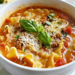 Cozy Lasagna Soup Night Herzhaftes Gericht für Zuhause