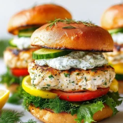 Für die perfekten griechischen Hähnchen-Burger benötigst du: - 450 g Hähnchenhackfleisch - 120 g Feta-Käse, zerbröselt - 60 g griechischer Joghurt, natur - 60 g frische Petersilie, fein gehackt - 2 Knoblauchzehen, gehackt - 1 Teelöffel getrockneter Oregano - 1 Teelöffel Zitronenschale - 1/2 Teelöffel Salz - 1/4 Teelöffel schwarzer Pfeffer - Olivenöl zum Grillen - 4 Vollkorn-Brötchen Diese Zutaten machen die Burger saftig und voller Geschmack. Das Hähnchenhackfleisch ist die Basis. Feta-Käse gibt einen tollen, salzigen Geschmack. Petersilie und Oregano bringen frische Aromen. Eine leckere Tzatziki-Sauce macht die Burger noch besser. Du brauchst: - 60 g griechischer Joghurt, natur - 2 Knoblauchzehen, gehackt - 1 Prise Salz - 1 kleine Gurke, gerieben und gut ausgedrückt Die Tzatziki-Sauce ist cremig und kühl. Sie ergänzt die Würze der Burger perfekt. Vergiss nicht, das Wasser aus der Gurke gut auszudrücken. Das hält die Sauce dick und lecker. Für die besten Burger kannst du folgende Beilagen und Toppings verwenden: - Blätter Salat - Tomatenscheiben - Gurkenscheiben Diese frischen Zutaten bringen noch mehr Farbe und Geschmack. Das Salatblatt sorgt für Knusprigkeit. Tomate und Gurke fügen Saftigkeit hinzu. Genieße es, diese köstlichen Hähnchen-Burger zu machen! {{ingredient_image_2}} Zuerst nehme ich eine große Schüssel. Dort gebe ich 450 g Hähnchenhackfleisch. Dann füge ich 120 g zerbröselten Feta-Käse hinzu. Als Nächstes kommen 60 g gehackter Knoblauch und 60 g frische Petersilie dazu. Ich gebe auch 1 Teelöffel getrockneten Oregano und 1 Teelöffel Zitronenschale hinein. Zum Schluss streue ich 1/2 Teelöffel Salz und 1/4 Teelöffel schwarzen Pfeffer dazu. Ich vermenge alles gut. Es ist wichtig, dass die Zutaten gleichmäßig verteilt sind. Jetzt teile ich die Mischung in vier gleiche Portionen. Jede Portion forme ich zu einem Patty. Die Patties sollten etwa 2,5 cm dick sein. So garen sie gleichmäßig und bleiben saftig. Ich heize den Grill auf mittlere bis hohe Hitze vor. Dann bestreiche ich ihn leicht mit Olivenöl. Ich lege die Patties auf den Grill und grille sie für 6-7 Minuten auf jeder Seite. Die Innentemperatur sollte 75°C erreichen. Während die Patties grillen, mache ich die Tzatziki-Sauce. Dafür mische ich 60 g griechischen Joghurt mit dem restlichen gehackten Knoblauch, einer Prise Salz und geriebener Gurke. Ich drücke das Wasser aus der Gurke. Dann rühre ich alles gut um. In den letzten Minuten toaste ich die Vollkorn-Brötchen auf dem Grill. Wenn sie leicht gebräunt sind, lege ich einen Hähnchen-Patty auf die untere Hälfte des Brötchens. Dann kommt ein Blatt Salat, Tomatenscheiben und Gurkenscheiben darauf. Zum Schluss füge ich einen Klecks Tzatziki-Sauce hinzu. Ich lege die obere Brötchenhälfte auf den Burger und serviere ihn sofort. Um einen saftigen Burger zu machen, mischt du Feta-Käse mit dem Hähnchenhackfleisch. Der Feta bringt Geschmack und Feuchtigkeit. Füge frische Petersilie und Zitronenschale hinzu. Sie geben dem Burger frische Aromen. Das sorgt für mehr Geschmack. Achte darauf, die Patties nicht zu lange zu grillen. Sie sollten innen zart und saftig bleiben. Wenn du sie übergrillst, werden sie trocken. Heize den Grill gut vor, bevor du die Patties auflegst. Eine mittlere bis hohe Hitze sorgt für eine schöne Kruste. Verwende Olivenöl, um ein Ankleben zu vermeiden. Lege die Patties vorsichtig auf den Grill. Grill sie etwa 6-7 Minuten pro Seite. Benutze ein Thermometer, um die Temperatur zu prüfen. Die Innentemperatur sollte 75°C (165°F) erreichen. Das stellt sicher, dass sie gut durchgegart sind. Wenn du keinen Grill hast, kannst du die Patties auch in einer Pfanne braten. Erhitze etwas Olivenöl in der Pfanne. Brate die Patties bei mittlerer Hitze 6-7 Minuten pro Seite. Alternativ kannst du sie im Ofen zubereiten. Heize den Ofen auf 200°C vor. Lege die Patties auf ein Backblech und backe sie 20-25 Minuten. Achte darauf, dass sie die richtige Temperatur erreichen. So hast du auch leckere Burger, wenn kein Grill zur Hand ist. Pro Tipps Frische Kräuter verwenden: Verwenden Sie frische Petersilie oder Minze für einen intensiveren Geschmack und ein frisches Aroma. Pattys gut formen: Achten Sie darauf, die Patties gleichmäßig zu formen, damit sie gleichmäßig garen und nicht auseinanderfallen. Temperatur überprüfen: Nutzen Sie ein Fleischthermometer, um sicherzustellen, dass die Innentemperatur des Hähnchens 75°C erreicht, damit es sicher ist zu essen. Brötchen toasten: Toasten Sie die Brötchen nur kurz, um sicherzustellen, dass sie knusprig sind, aber nicht anbrennen. {{image_4}} Wenn du eine vegane oder vegetarische Option möchtest, probiere Kichererbsen. Kichererbsen sind nahrhaft und lecker. Du kannst sie mit Gewürzen und Kräutern kombinieren. Mische sie mit zerbröseltem Tofu für eine bessere Textur. Füge auch Zucchini oder Karotten hinzu, um mehr Geschmack zu bekommen. Spiele mit den Gewürzen in deinem Burger. Du kannst Paprika oder Kreuzkümmel verwenden, um mehr Tiefe zu erhalten. Möchtest du es schärfer? Füge etwas Cayennepfeffer hinzu. Bei den Käsesorten hast du viele Optionen. Statt Feta kannst du Ziegenkäse oder einen veganen Käse benutzen. Jeder Käse gibt dem Burger einen anderen Geschmack. Die Wahl des Brötchens kann viel ausmachen. Vollkorn-Brötchen sind gesund, aber probiere auch Pita-Brot. Es passt gut zu griechischen Aromen. Du kannst auch kleine Burger-Brötchen verwenden, um Mini-Burger zu machen. Serviere die Burger mit einem frischen Salat oder Ofenkartoffeln. Das gibt dir mehr Vielfalt auf dem Teller. Du kannst die Burger-Patties einfach aufbewahren. Wickel jedes Patty in Frischhaltefolie. Lege sie dann in einen luftdichten Behälter. So bleiben sie frisch und saftig. Du kannst die Patties bis zu drei Tage im Kühlschrank lagern. Wenn du sie länger aufbewahren möchtest, friere sie ein. So halten sie bis zu drei Monate. Achte darauf, sie gut einzupacken, um Gefrierbrand zu vermeiden. Die Tzatziki-Sauce ist sehr einfach zu lagern. Fülle sie in einen luftdichten Behälter. So bleibt sie frisch und lecker. Du kannst die Sauce bis zu fünf Tage im Kühlschrank aufbewahren. Falls du die Sauce frieren möchtest, achte darauf, sie in einer flachen Schicht einzufrieren. So kannst du sie leichter portionieren. Tzatziki kann bis zu zwei Monate im Gefrierfach bleiben. Vor dem Servieren einfach auftauen und gut umrühren. Die Burger sind sehr haltbar, wenn sie richtig gelagert werden. Im Kühlschrank bleiben sie bis zu drei Tage frisch. Wenn du die Patties und die Sauce getrennt lagerst, bleibt der Geschmack besser erhalten. Gegrillte Burger können auch eingefroren werden. Dann sind sie bis zu drei Monate haltbar. Denke daran, die Burger nach dem Grillen schnell abzukühlen, damit sie nicht trocken werden. Um die Patties im Voraus zu machen, formen Sie die Mischung einfach in Patties. Wickeln Sie sie in Frischhaltefolie ein. Legen Sie sie in den Kühlschrank. So bleiben sie frisch für 24 Stunden. Sie können die Patties auch einfrieren. Legen Sie sie in einen gefriergeeigneten Beutel. So halten sie bis zu drei Monate. Ja, gefrorenes Hähnchenhackfleisch funktioniert gut. Stellen Sie sicher, dass es vollständig aufgetaut ist. Dies verhindert, dass die Patties ungleichmäßig garen. Bereiten Sie das Hackfleisch wie gewohnt vor. Mischen Sie es mit Feta, Knoblauch und Gewürzen. Dann formen Sie die Patties. Griechische Hähnchen-Burger passen gut zu verschiedenen Beilagen. Hier sind einige Vorschläge: - Geröstete Süßkartoffeln - Griechischer Salat mit Gurken und Tomaten - Knusprige Pommes Frites - Gegrilltes Gemüse Diese Beilagen ergänzen die Aromen perfekt. Sie bringen frische und gesunde Optionen auf den Tisch. Tzatziki-Sauce kann leicht angepasst werden. Fügen Sie mehr Knoblauch für einen stärkeren Geschmack hinzu. Sie können auch frische Kräuter wie Dill oder Minze verwenden. Das fügt eine neue Dimension hinzu. Für einen würzigen Kick, geben Sie einen Spritzer Zitronensaft hinzu. Experimentieren Sie mit Joghurtarten. Griechischer Joghurt ist dick und cremig, aber Sie können auch andere Sorten verwenden. Der Blogbeitrag hat die wichtigsten Zutaten für Hähnchen-Burger und Tzatziki-Sauce beschrieben. Du hast gelernt, wie du die Patties zubereitest und grillst. Tipps sorgen für saftigere Burger und perfekte Grill-Ergebnisse. Vegane Alternativen wurden ebenfalls angesprochen. Du weißt jetzt, wie du die Burger lagerst und aufbewahrst. Nutze das Wissen, um schmackhafte Burger zu erstellen. Viel Spaß beim Kochen und Experimentieren!