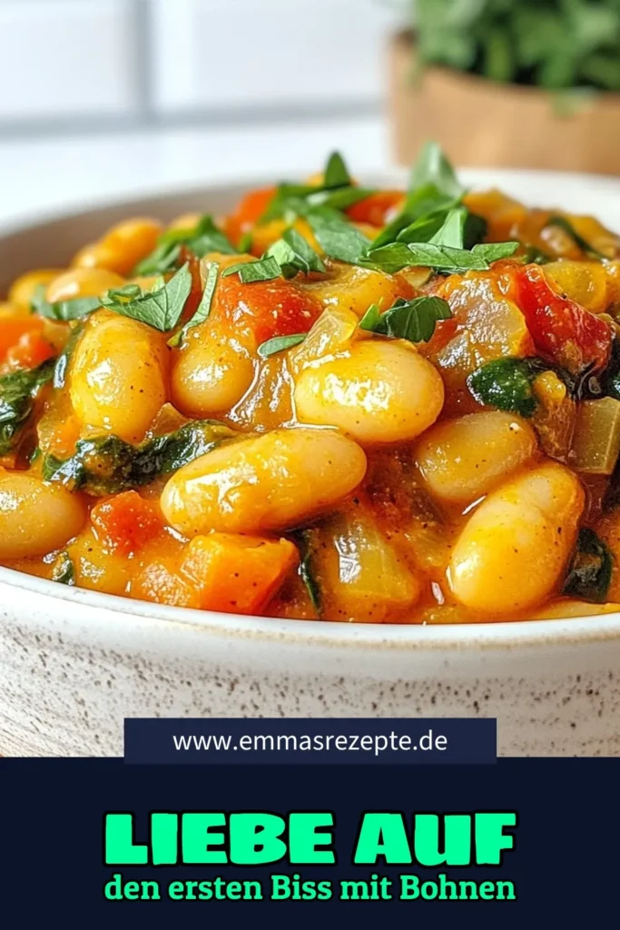 Entdecken Sie dieses köstliche Butterbohnen Rezept, perfekt für alle, die gesunde Bohnengerichte lieben. Diese veganen Butterbohnen bringen mediterranen Genuss auf den Tisch und sind einfach zuzubereiten. Mit frischem Spinat, aromatischen Gewürzen und nur wenigen Zutaten zaubern Sie in kürzester Zeit ein leckeres, einfaches Gemüsegericht. Probieren Sie es aus und lassen Sie sich von den Aromen verführen! #Vegan #GesundeErnährung #MediterraneKüche #EinfacheRezepte