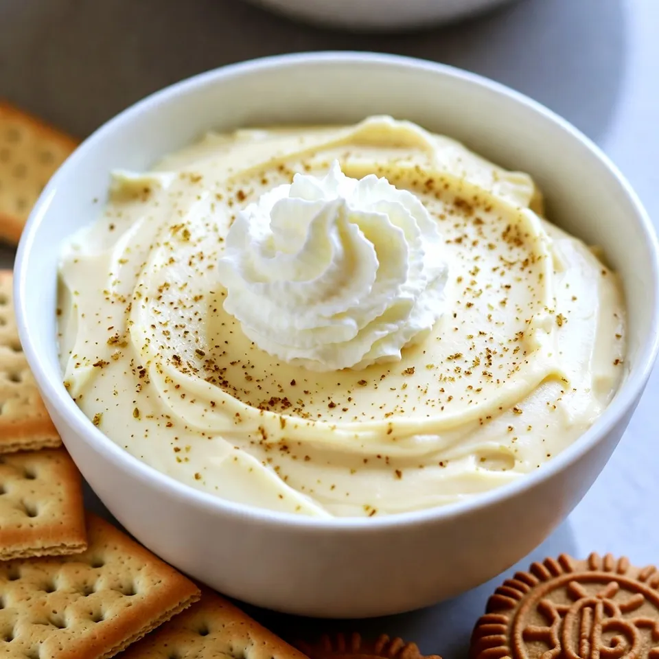 Hier sind die Zutaten für deinen festlichen Eierlikör-Cheesecake-Dip. Sie sind einfach zu finden und machen den Dip köstlich. - 225 g Frischkäse, weich - 120 g Puderzucker - 240 g saure Sahne - 1 Teelöffel Vanilleextrakt - 1 Teelöffel gemahlene Muskatnuss - 1/2 Teelöffel gemahlener Zimt - 120 ml Schlagsahne - Graham-Cracker und Lebkuchen-Kekse zum Dippen - Optional: Schlagsahne und Muskatnuss zur Garnierung Der Frischkäse sorgt für die cremige Basis. Puderzucker macht den Dip süß und lecker. Die saure Sahne fügt eine frische Note hinzu. Vanilleextrakt und Gewürze geben dem Dip seinen besonderen Geschmack. Ich liebe, wie die Muskatnuss und der Zimt die festliche Stimmung unterstreichen. Schlagsahne bringt eine luftige Textur. Das Dippen mit Graham-Crackern und Lebkuchen-Keksen macht Spaß. Wenn du es noch festlicher magst, füge einfach Schlagsahne und Muskatnuss oben drauf. So sieht der Dip toll aus und schmeckt noch besser! {{ingredient_image_2}} - Schritt 1: Frischkäse, Puderzucker und saure Sahne vermengen. Beginne mit einer großen Rührschüssel. Nimm 225 g weichen Frischkäse und 120 g Puderzucker. Füge 240 g saure Sahne hinzu. Schlage alles mit einem Handmixer auf mittlerer Geschwindigkeit. Mische, bis die Mischung glatt und cremig ist. - Schritt 2: Gewürze hinzufügen und weiter schlagen. Gib einen Teelöffel Vanilleextrakt, einen Teelöffel gemahlene Muskatnuss und einen halben Teelöffel gemahlenen Zimt dazu. Schlage weiter, bis die Gewürze gut eingearbeitet sind. Der Dip sollte jetzt gleichmäßig gewürzt sein. - Schritt 3: Schlagsahne vorbereiten und unterheben. In einer separaten Schüssel schlage 120 ml Schlagsahne, bis steife Spitzen entstehen. Hebe die geschlagene Sahne vorsichtig unter die Cheesecake-Mischung. Achte darauf, die fluffige Konsistenz zu erhalten. - Schritt 4: Dip in Servierschüssel umfüllen. Nimm eine Servierschüssel und fülle den Dip vorsichtig hinein. Verwende einen Spatel, um die Oberseite glatt zu streichen. - Schritt 5: Dekorieren und servieren. Für eine festliche Note füge eine großzügige Portion Schlagsahne obenauf hinzu. Bestreue den Dip mit einer Prise Muskatnuss. Serviere ihn sofort mit Graham-Crackern und Lebkuchen-Keksen. Alternativ kannst du den Dip bis zu 2 Stunden im Kühlschrank lagern, um ihn kühler zu genießen. - Verwendung von hochwertigem Frischkäse: Beginne mit gutem Frischkäse. Ein hochwertiger Frischkäse macht deinen Dip cremiger und geschmackvoller. Billige Marken können den Geschmack beeinflussen. - Kühlen für die beste Konsistenz: Lass den Dip nach der Zubereitung im Kühlschrank. Eine kühle Zeit von mindestens 30 Minuten hilft, die Aromen zu vereinen. So wird der Dip fester und leichter zu dippen. - Variieren der Gewürze nach Geschmack: Fühle dich frei, die Gewürze zu ändern. Wenn du mehr Zimt magst, füge etwas mehr hinzu. Magst du exotische Aromen? Probiere Muskatnuss oder sogar etwas Kardamom. Pro Tipps Frischkäse richtig wählen: Verwenden Sie einen hochwertigen, cremigen Frischkäse für die beste Textur und den besten Geschmack des Dips. Schlagsahne vorsichtig unterheben: Um die fluffige Konsistenz zu erhalten, heben Sie die geschlagene Sahne vorsichtig unter die Mischung, anstatt sie zu rühren. Würze anpassen: Passen Sie die Gewürze nach Ihrem Geschmack an, indem Sie mehr Zimt oder Muskatnuss hinzufügen, um den Geschmack zu intensivieren. Dip gut kühlen: Lassen Sie den Dip vor dem Servieren mindestens eine Stunde im Kühlschrank, damit sich die Aromen gut entfalten können. {{image_4}} Eierlikör-Cheesecake-Dip mit Schokoladengeschmack ist eine tolle Wahl. Um dies zu machen, füge einfach Kakaopulver hinzu. Mixe 30 g Kakaopulver mit dem Puderzucker. Das gibt deinem Dip eine schokoladige Note, die perfekt zu den Feiertagen passt. Eine vegane Version des Dips ist auch möglich. Verwende veganen Frischkäse und pflanzliche Sahne. Diese Zutaten schmecken ebenso gut. Das Rezept bleibt einfach, aber du hast eine tolle Option für deine veganen Freunde. Das Hinzufügen von Früchten oder Nüssen macht den Dip noch interessanter. Du kannst geschnittene Erdbeeren oder Himbeeren verwenden. Walnüsse oder Mandeln passen auch gut dazu. Gib sie einfach in den Dip oder serviere sie als Topping. So wird dein Dip noch einladender und bunter. Um deinen Eierlikör-Cheesecake-Dip frisch zu halten, lagere ihn im Kühlschrank. Du kannst ihn bis zu 2 Stunden vor dem Servieren aufbewahren. Achte darauf, dass er in einem luftdichten Behälter ist. So bleibt der Geschmack und die Textur perfekt. Die Haltbarkeit im Kühlschrank beträgt etwa 3 bis 5 Tage. Wenn du ihn länger aufbewahrst, kann er seine Frische verlieren. Überprüfe immer den Geruch und die Konsistenz, bevor du ihn verwendest. Für die Wiederverwendung kannst du den Dip einfach mit frischen Graham-Crackern oder Lebkuchen-Keksen servieren. Du kannst auch neue Gewürze oder Toppings hinzufügen. Das gibt dem Dip einen neuen Twist und macht ihn wieder spannend. Wie lange kann der Dip im Kühlschrank bleiben? Der Dip kann bis zu 3 Tage im Kühlschrank bleiben. Achte darauf, ihn in einem luftdichten Behälter zu lagern. So bleibt er frisch und lecker. Kann ich den Dip im Voraus zubereiten? Ja, du kannst den Dip bis zu 2 Tage im Voraus zubereiten. Das macht die Vorbereitung für deine Feier einfacher. Kühl ihn einfach, bis du ihn servierst. Was kann ich als Alternative zu Graham-Crackern verwenden? Du kannst Kekse wie Lebkuchen oder Biskuit verwenden. Auch Obst wie Äpfel oder Birnen sind lecker zum Dippen. Sei kreativ und genieße verschiedene Kombinationen! Dieser Blogbeitrag zeigt dir, wie du einen leckeren Cheesecake-Dip zubereitest. Du hast die Zutaten gelernt und die Schritte zur Zubereitung gesehen. Tipps helfen dir, den Dip zu perfektionieren. Variationen zeigen, wie kreativ du sein kannst. Denke daran, den Dip richtig zu lagern und genieße ihn frisch. Probiere verschiedene Geschmäcker aus, um ihn ganz nach deinem Wunsch zu gestalten. Viel Spaß beim Dippen und Variieren!