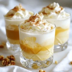 Für einen tollen Amaretto Eggnog Spritz brauchst du folgende Zutaten: - 2 Tassen Eierlikör (gekauft oder selbstgemacht) - 1/2 Tasse Mandelmilch (oder andere Milch nach Wahl) - 1 Teelöffel Mandel-Extrakt - 1/2 Teelöffel Vanille-Extrakt - 1 Teelöffel gemahlener Zimt (plus extra zum Garnieren) - 1 Tasse Sprudelwasser oder Club Soda - Eiswürfel - Schlagsahne (zum Dekorieren) - Gehackte Nüsse (wie Mandeln oder Haselnüsse, zum Garnieren) Diese Zutaten machen deinen Drink festlich und lecker. Der Eierlikör bringt die Cremigkeit, während die Mandelmilch und die Extrakte für den besonderen Geschmack sorgen. Wenn du keine Zutaten hast oder etwas ändern möchtest, gibt es Alternativen: - Verwende Sojamilch oder Hafermilch anstelle von Mandelmilch. - Nutze anstelle von Eierlikör einen veganen Eierlikör, wenn du auf tierische Produkte verzichten möchtest. - Für einen anderen Geschmack kannst du Karamell- oder Schokoladen-Extrakt probieren. Diese Alternativen helfen dir, den Amaretto Eggnog Spritz nach deinem Geschmack zu gestalten. Du kannst kreativ sein und neue Geschmäcker entdecken. Die richtigen Messungen sind wichtig für deinen Amaretto Eggnog Spritz. Hier sind einige Tipps: - Stelle sicher, dass du die Tassen und Teelöffel genau abmisst. - Bei Flüssigkeiten ist es gut, einen Messbecher zu verwenden. - Halte dich an die Mengenangaben, um ein ausgewogenes Geschmackserlebnis zu bekommen. Genauigkeit beim Messen macht den Unterschied zwischen einem guten und einem großartigen Drink. So stellst du sicher, dass alle Aromen gut zur Geltung kommen. {{ingredient_image_2}} Um den Amaretto Eggnog Spritz zuzubereiten, folgen Sie diesen einfachen Schritten: 1. Nehmen Sie eine große Schüssel. Mischen Sie 2 Tassen Eierlikör mit 1/2 Tasse Mandelmilch. Rühren Sie gut, bis die Mischung glatt ist. 2. Fügen Sie 1 Teelöffel Mandel-Extrakt, 1/2 Teelöffel Vanille-Extrakt und 1 Teelöffel gemahlener Zimt hinzu. Rühren Sie erneut um, um die Aromen zu vereinen. 3. Nehmen Sie hübsche Gläser und fügen Sie eine Handvoll Eiswürfel hinzu. 4. Gießen Sie die Eierlikörmischung über die Eiswürfel in die Gläser. Füllen Sie die Gläser bis etwa 2/3 voll. 5. Krönen Sie jedes Glas mit 1 Tasse Sprudelwasser oder Club Soda. Rühren Sie vorsichtig um, um alles zu vermengen. 6. Verleihen Sie jedem Spritz einen luxuriösen Touch mit einem Klecks Schlagsahne. 7. Garnieren Sie die Gläser mit einer Prise Zimt und einigen gehackten Nüssen. Um den besten Geschmack zu erzielen, achten Sie auf folgende Tipps: - Wählen Sie frische Zutaten. Frischer Eierlikör schmeckt am besten. - Messen Sie die Zutaten genau ab. Das sorgt für ein ausgewogenes Ergebnis. - Rühren Sie die Mischung sanft um, um die Sprudelwirkung nicht zu verlieren. - Experimentieren Sie mit verschiedenen Nussarten für die Garnierung. Servieren Sie diesen Cocktail in klaren Gläsern, damit die schönen Schichten gut sichtbar sind. - Fügen Sie einen Zimtstock als Rührer hinzu. Das sieht festlich aus und gibt zusätzlichen Geschmack. - Teilen Sie die Gläser auf einem schönen Tablett aus. So wirkt es einladend und festlich. - Genießen Sie den Spritz am besten frisch, um die Sprudelwirkung optimal zu erleben. Um den besten Amaretto Eggnog Spritz zu machen, gibt es ein paar Fehler, die man vermeiden sollte. - Zutaten mischen: Mischen Sie die Zutaten nicht zu schnell. Langsame Bewegungen helfen, die Aromen zu vereinen. - Eiswürfel: Verwenden Sie frische Eiswürfel. Alte Eiswürfel können den Geschmack verändern. - Sprudelwasser: Fügen Sie das Sprudelwasser erst kurz vor dem Servieren hinzu. So bleibt es spritzig und frisch. Eine schöne Garnierung macht den Drink besonders festlich. Hier sind einige Ideen: - Schlagsahne: Geben Sie eine große Portion Schlagsahne oben drauf. - Gemahlener Zimt: Streuen Sie eine Prise Zimt über die Sahne. Das sieht gut aus und schmeckt lecker. - Gehackte Nüsse: Fügen Sie ein paar gehackte Mandeln oder Haselnüsse hinzu. Das gibt einen tollen Crunch. - Zimtstock: Verwenden Sie einen Zimtstock als Rührer. Das sieht festlich aus und gibt extra Geschmack. Der Amaretto Eggnog Spritz eignet sich perfekt für festliche Anlässe. Servieren Sie ihn: - Zu Feiertagen: Ideal für Weihnachten oder Neujahr. - Bei Feiern: Perfekt bei Geburtstagsfeiern oder Silvesterpartys. - Nach dem Essen: Genießen Sie ihn als Dessertgetränk. Das süße Aroma ergänzt viele Desserts. Diese Tipps helfen Ihnen, das Beste aus Ihrem Amaretto Eggnog Spritz herauszuholen. Viel Spaß beim Mixen! Pro Tipps Verwenden Sie frischen Eierlikör: Wenn möglich, verwenden Sie selbstgemachten Eierlikör für einen reichhaltigeren und besseren Geschmack. Experimentieren Sie mit Aromen: Fügen Sie einen Schuss Karamell- oder Schokoladensirup hinzu, um Ihrem Spritz eine zusätzliche Geschmacksdimension zu verleihen. Wählen Sie die richtige Milch: Mandelmilch ist leicht und nussig, aber Sie können auch Kokosmilch für einen tropischen Twist verwenden. Präsentation ist alles: Verwenden Sie klare Gläser, um die schönen Schichten zu zeigen, und dekorieren Sie mit einem Zimtstock für einen festlichen Look. {{image_4}} Für eine alkoholfreie Version des Amaretto Eggnog Spritz, ersetzen Sie den Eierlikör durch einen cremigen, alkoholfreien Eierlikör. Diese Variante bleibt lecker und festlich. Sie können auch Mandelmilch und Zimt verwenden, um den Geschmack zu intensivieren. Fügen Sie etwas Vanille-Extrakt hinzu, um die Aromen abzurunden. Dies macht den Drink für alle geeignet. Experimentieren Sie mit verschiedenen Geschmäckern für Ihren Amaretto Eggnog Spritz. Probieren Sie Kokosmilch statt Mandelmilch für einen tropischen Twist. Oder fügen Sie einen Schuss Karamell-Sirup hinzu, um dem Getränk eine süße Note zu geben. Sie können auch Gewürze wie Muskatnuss oder Ingwer verwenden, um den Geschmack zu variieren. Jeder Geschmack macht das Getränk einzigartig und spannend. Wenn Sie eine vegane Option wünschen, verwenden Sie pflanzliche Zutaten. Wählen Sie eine pflanzliche Sahne für die Garnierung und verwenden Sie eine vegane Eierlikör-Alternative. Mandelmilch ist bereits vegan, also bleibt sie eine gute Wahl. Achten Sie darauf, dass alle weiteren Zutaten ebenfalls vegan sind. So genießen Sie den Amaretto Eggnog Spritz ohne tierische Produkte. Lagern Sie Eierlikör im Kühlschrank. Er bleibt frisch, wenn Sie ihn gut verschließen. Mandelmilch sollte ebenfalls kühl stehen. Achten Sie darauf, das Haltbarkeitsdatum zu überprüfen. Gewürze wie Zimt und Vanille-Extrakt halten sich am besten in einem trockenen, dunklen Ort. So bleiben die Aromen stark und frisch. Amaretto Eggnog Spritz schmeckt am besten frisch zubereitet. Wenn Sie Reste haben, können Sie diese bis zu zwei Tage im Kühlschrank aufbewahren. Lagern Sie die Spritz jedoch ohne Sprudelwasser. Sprudelwasser verliert schnell seine Frische und Bläschen. Fügen Sie es erst kurz vor dem Servieren hinzu. Wenn Sie Reste Ihrer Eierlikörmischung haben, verwenden Sie sie in anderen Rezepten. Sie können sie in Desserts oder als Topping für Kuchen verwenden. Mischen Sie die Reste auch in einen Milchshake. So bringen Sie neuen Schwung in Ihre Küche. Seien Sie kreativ mit den Aromen! Amaretto Eggnog Spritz schmeckt frisch am besten. Du kannst ihn jedoch bis zu zwei Tage im Kühlschrank aufbewahren. Die Sprudelwasser sind dann möglicherweise nicht mehr so spritzig. Wenn du die Mischung ohne Sprudelwasser lagerst, hält sie sich länger. Ja, du kannst frischen Eierlikör verwenden. Achte darauf, dass er gut gekühlt ist. Frischer Eierlikör gibt dem Drink eine reichhaltige und cremige Textur. Wenn du selbst Eierlikör machst, wähle die besten Zutaten für den besten Geschmack. Es gibt keine festen Regeln für Gläser. Klare Gläser sind jedoch ideal, um die schönen Schichten zu zeigen. Du kannst auch Weingläser oder Cocktailgläser verwenden. Ein Zimtstock als Rührer macht den Drink festlich und ist ein netter Akzent. Die Zutaten und die Zubereitung des Amaretto Eggnog Spritz sind einfach und lecker. Wir haben die Hauptzutaten besprochen und tolle Alternativen aufgezeigt. Ich gab Tipps für das richtige Mixen und servieren. Außerdem lernten wir, häufige Fehler zu vermeiden und wie man das Getränk dekoriert. Es ist wichtig, den richtigen Zeitpunkt für das Servieren zu kennen. Variationen für Diäten sind ebenfalls sehr handlich. Denke daran, wie du die Reste gut lagerst. Du kannst mit diesem Cocktail viel Spaß haben, also geh und probiere deine eigene Version aus!