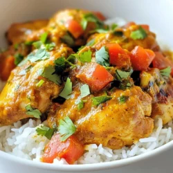 Für ein leckeres Kuku Paka brauchst du: - 2 Hähnchenschenkel, mit Haut und Knochen - 1 Tasse Kokosmilch - 2 Esslöffel Pflanzenöl - 1 große Zwiebel, fein gehackt - 3 Knoblauchzehen, fein gehackt - 1 Esslöffel frischer Ingwer, gerieben - 2 Tomaten, gewürfelt - 2 grüne Chilischoten, der Länge nach aufgeschnitten Diese Zutaten sind die Basis für ein schmackhaftes Gericht. Das Hähnchen gibt viel Geschmack, während die Kokosmilch für eine cremige Textur sorgt. Für das richtige Aroma benötigst du: - 1 Teelöffel Kreuzkümmelsamen - ½ Teelöffel Kurkumapulver - 1 Teelöffel Garam Masala - Salz nach Geschmack Diese Gewürze bringen Kuku Paka auf ein neues Level. Kreuzkümmel verleiht einen nussigen Geschmack. Kurkuma sorgt für die schöne Farbe und Garam Masala bringt Wärme ins Gericht. Um das Gericht noch frischer zu machen, empfehle ich: - Frischen Koriander, gehackt (zum Garnieren) Der Koriander gibt einen frischen, kräuterigen Geschmack. Du kannst auch andere frische Kräuter wie Minze verwenden, um neue Aromen zu entdecken. Wenn du das Gericht anrichtest, achte darauf, die frischen Zutaten gut sichtbar zu platzieren. Das macht dein Essen noch einladender! {{ingredient_image_2}} Beginne mit der Marinade. Nimm die Hähnchenschenkel und lege sie in eine große Schüssel. Füge Salz, Kurkuma und Garam Masala hinzu. Vermische alles gut. Lasse das Hähnchen für 30 Minuten ruhen. So ziehen die Aromen tief ins Fleisch ein. Erhitze das Pflanzenöl in einer großen Pfanne. Stelle die Hitze auf mittel. Gib die Kreuzkümmelsamen in die Pfanne. Brate sie für einige Sekunden an, bis sie duften. Füge dann die gehackten Zwiebeln hinzu. Brate sie goldbraun an. Das gibt dem Gericht Geschmack und Tiefe. Jetzt kommt der Knoblauch und der Ingwer. Rühre die beiden für zwei Minuten unter. Sie sollten aromatisch und weich sein. Lege die marinierten Hähnchenschenkel in die Pfanne. Brate sie für etwa 5 bis 7 Minuten auf jeder Seite. Du willst, dass sie schön gebräunt sind. Jetzt kommen die Tomaten und die grünen Chilischoten. Mische alles gut. Lass es fünf Minuten kochen, bis die Tomaten weich sind. Gieße die Kokosmilch in die Pfanne. Rühre sie vorsichtig ein. Reduziere die Hitze und decke den Topf ab. Lass das Hähnchen 25 bis 30 Minuten köcheln. Es sollte zart und saftig sein. Schmecke die Sauce ab. Füge bei Bedarf mehr Salz oder Gewürze hinzu. Wenn du eine dickere Sauce magst, lasse es fünf Minuten offen weiterköcheln. Bevor du servierst, garniere das Gericht mit frischem Koriander. Das gibt einen frischen Geschmack. Die Gewürze sind der Schlüssel zu einem großartigen Kuku Paka. Ich empfehle, die richtige Menge zu verwenden. Für die Marinade nutze ich 1 Teelöffel Garam Masala und ½ Teelöffel Kurkumapulver. Diese Gewürze verleihen dem Hähnchen Tiefe und Farbe. Kreuzkümmelsamen bringen ein nussiges Aroma. Röstet sie kurz in der Pfanne, bevor ihr die Zwiebeln hinzufügt. So entfalten sie ihren vollen Geschmack. Die Kokosmilch macht das Gericht cremig und reichhaltig. Ich empfehle, die Kokosmilch langsam hinzuzufügen. Nach dem Anbraten der Tomaten und Chilischoten gießt ihr die Kokosmilch ein. Rührt vorsichtig um, damit alles gut vermischt ist. Deckt den Topf ab und lasst es köcheln. Diese Methode sorgt dafür, dass das Hähnchen zart bleibt. Wenn die Sauce dicker werden soll, lasst sie die letzten fünf Minuten uncovered köcheln. Präsentation ist wichtig. Ich serviere Kuku Paka in einer tiefen Schüssel. Dazu passt duftender Basmati-Reis oder warmes Naan. Ein Spritzer Kokosmilch obenauf sieht nicht nur gut aus, sondern schmeckt auch köstlich. Garniert das Gericht mit frischem, gehacktem Koriander. Das bringt Farbe und Frische. So wird euer Kuku Paka zu einem echten Hingucker! Pro Tipps Hähnchen marinieren: Lasse das Hähnchen mindestens 30 Minuten marinieren, um eine intensivere Geschmacksentwicklung zu erzielen. Noch besser ist es, wenn du es über Nacht im Kühlschrank ziehen lässt. Kokosmilch Auswahl: Verwende hochwertige, ungesüßte Kokosmilch für den besten Geschmack. Die Qualität der Kokosmilch kann den gesamten Gerichteindruck erheblich beeinflussen. Gewürze anpassen: Scheue dich nicht, die Gewürze nach deinem persönlichen Geschmack anzupassen. Füge mehr Kreuzkümmel oder Garam Masala hinzu, um die Aromen zu intensivieren. Servierideen: Serviere das Kuku Paka mit frischem Basmati-Reis oder Naan. Ein Spritzer frischer Limettensaft kann zusätzliche Frische und Geschmack verleihen. {{image_4}} Wenn du eine vegetarische Variante von Kuku Paka zubereiten möchtest, ersetze das Hähnchen mit Kichererbsen oder Tofu. Kichererbsen bringen viel Protein mit und sind sehr sättigend. Tofu nimmt die Aromen gut auf und wird schön zart. Marinieren ist auch hier wichtig. Nutze die gleichen Gewürze wie im Originalrezept. So wird dein vegetarisches Gericht voller Geschmack. Du kannst Kuku Paka auch mit anderen Proteinen zubereiten. Lammfleisch oder Garnelen sind tolle Alternativen. Bei Lamm ist es gut, die Stücke in kleinere Teile zu schneiden. So garen sie gleichmäßig. Garnelen brauchst du nur kurz zu braten. Achte darauf, sie nicht zu lange zu kochen. Sie werden schnell zäh, wenn du sie übergarst. Kuku Paka passt perfekt zu duftendem Basmati-Reis. Der Reis nimmt die Sauce gut auf. Du kannst auch Naan oder Chapati dazu servieren. Diese Brote sind ideal, um die leckere Sauce aufzutunken. Wenn du es bunt magst, füge einen frischen Salat hinzu. Ein Gurkensalat mit Joghurt passt auch gut. Das bringt Frische und einen tollen Geschmack. Nach dem Kochen kannst du Reste von Kuku Paka einfach im Kühlschrank aufbewahren. Lass das Gericht zuerst abkühlen. Fülle es dann in einen luftdichten Behälter. So bleibt der Geschmack frisch. Du kannst Kuku Paka 3 bis 4 Tage im Kühlschrank lagern. Es ist wichtig, das Gericht schnell zu kühlen, um Bakterien zu vermeiden. Wenn du Kuku Paka länger aufbewahren möchtest, kannst du es einfrieren. Teile das Gericht in Portionen auf. Nutze luftdichte Behälter oder Gefrierbeutel. Achte darauf, die Luft vollständig herauszudrücken, um Frostbrand zu vermeiden. Kuku Paka kann bis zu 3 Monate im Gefrierfach bleiben. Wenn du bereit bist, es zu essen, tau das Gericht im Kühlschrank auf. Um Kuku Paka wieder aufzuwärmen, gibt es einige Optionen. Du kannst es in der Mikrowelle erhitzen. Stelle die Leistung auf mittel und decke das Gericht ab, um ein Austrocknen zu verhindern. Alternativ kannst du es in einem Topf auf dem Herd langsam erhitzen. Füge eventuell einen Schuss Kokosmilch hinzu, um die Sauce cremig zu halten. Achte darauf, das Gericht gut durchzuwärmen, damit es sicher zu essen ist. Kuku Paka ist ein köstliches Gericht aus Ostafrika. Es kombiniert Hähnchen mit einer reichhaltigen Kokosmilchsauce. Die Aromen kommen von Gewürzen wie Kurkuma und Garam Masala. Man serviert Kuku Paka oft mit Reis oder Naan. Kuku Paka bleibt im Kühlschrank etwa drei bis vier Tage frisch. Achte darauf, es gut abzudecken. So bleibt der Geschmack erhalten und das Gericht trocknet nicht aus. Zum Einfrieren ist es auch gut geeignet. In einem luftdichten Behälter hält es bis zu drei Monate. Zu Kuku Paka passen Basmati-Reis oder warmes Naan hervorragend. Auch ein frischer Salat bringt Farbe auf den Tisch. Du kannst außerdem einen Joghurtdip machen, um die Gewürze auszugleichen. Frische Kräuter wie Koriander runden das Gericht ab und machen es bunt. Kuku Paka ist ein einfaches und leckeres Gericht. Wir haben die wichtigsten Zutaten, die Zubereitung und Tipps durchgenommen. Ich habe auch Variationen vorgestellt, wie die vegetarische Option und verschiedene Beilagen. Die richtige Lagerung ist wichtig für den Geschmack. Das Wissen über Kuku Paka hilft dir, das Gericht zu meistern. Probiere es aus und genieße die verschiedenen Aromen! Kochen kann Spaß machen und lecker sein.