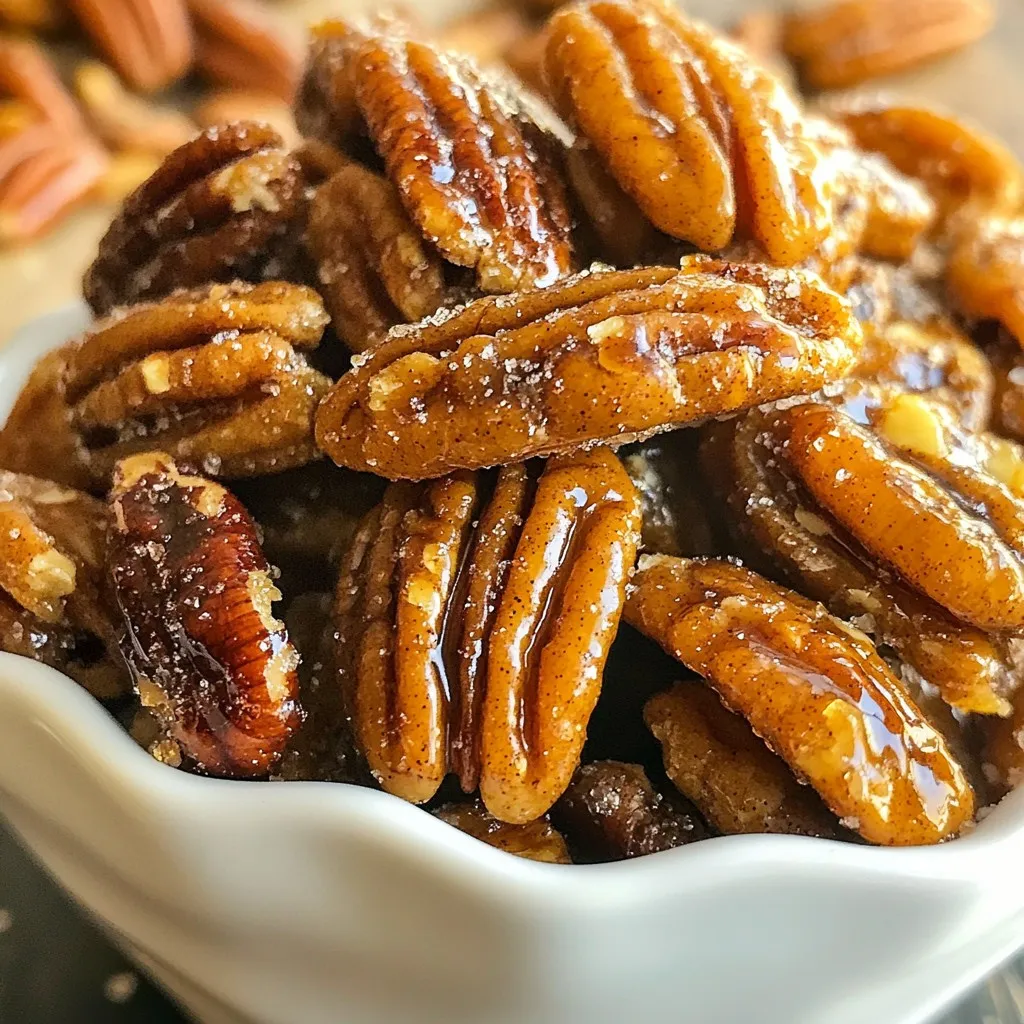 Super Easy Candied Pecans Süß und Knusprig Genuss