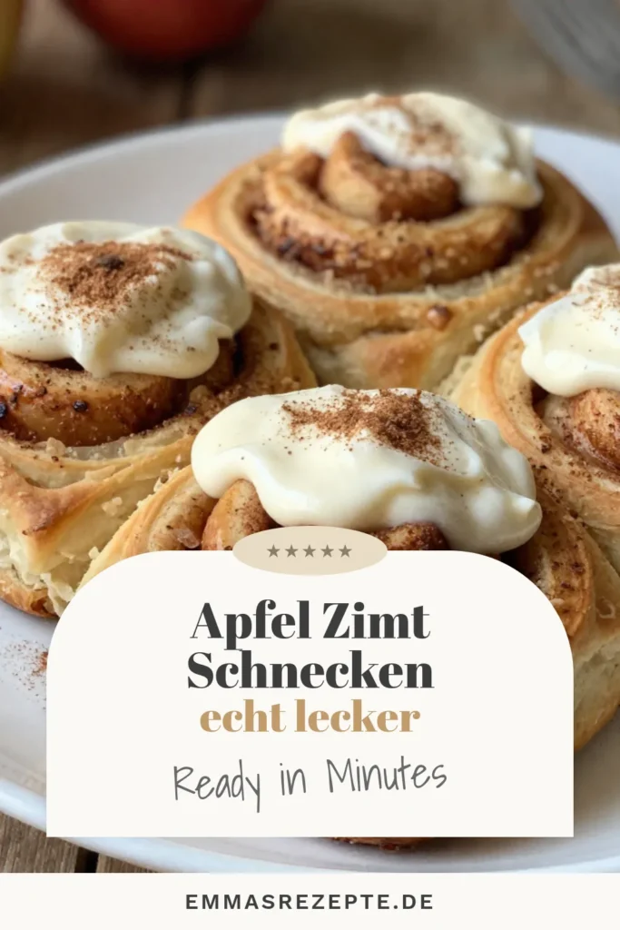 Lust auf ein köstliches Apfelgebäck? Diese Apfel-Zimt-Schnecken mit Frischkäse-Frosting sind der perfekte Genuss für jeden Anlass! Mit unserem Zimtschnecken Rezept kannst du Hefeschnecken mit Äpfeln zaubern, die jedem schmecken. Ideal zum Frühstück oder als süßer Snack. Lass dich von diesem aromatischen Rezept inspirieren und teile deine Kreationen! Speichere diese Idee für später! #ApfelZimtSchnecken #FrischkäseFrosting #ZimtschneckenRezept #Apfelgebäck