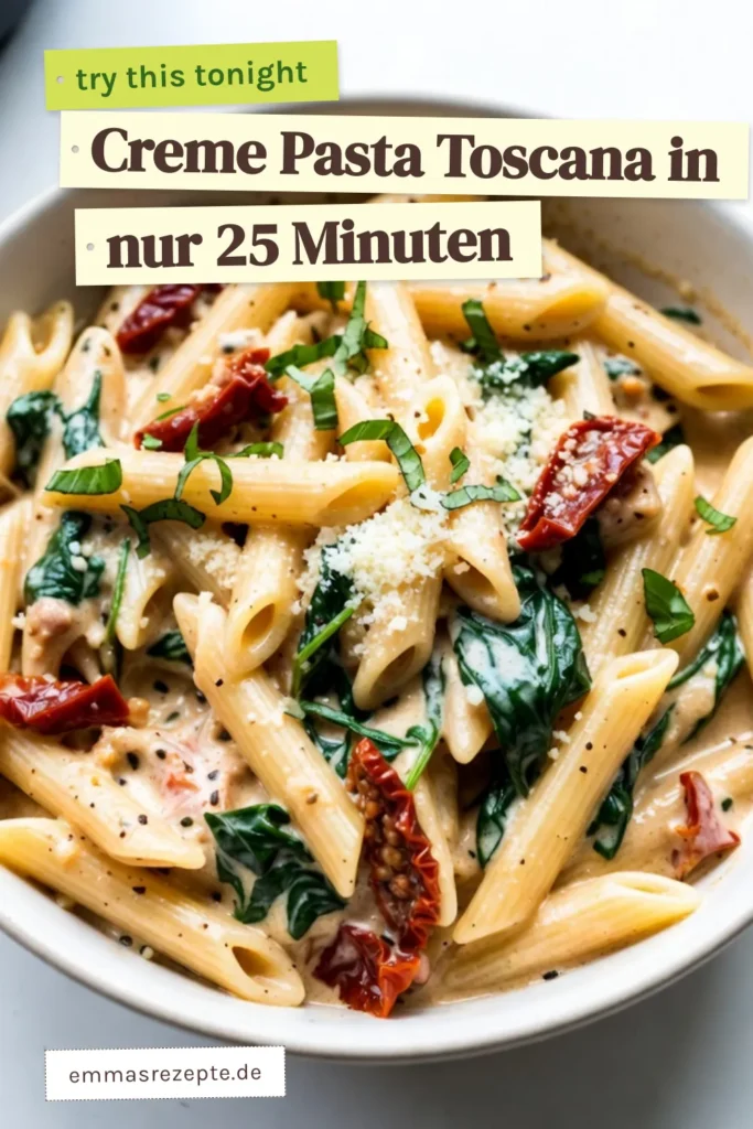 Entdecken Sie das köstliche Instant Pot Pasta Rezept für Schnelle Pasta im Instant Pot! Diese cremige Pasta alla Toscana ist ein einfaches italienisches Pasta-Gericht mit Spinat und Parmesan. In nur 25 Minuten genießen Sie eine perfekte Mahlzeit! Ideal für stressige Tage. Probieren Sie es aus und speichern Sie das Rezept für Ihre nächste Kochsession! #InstantPotPasta #PastaMitSpinat #EinfacheKüche #CremigePasta