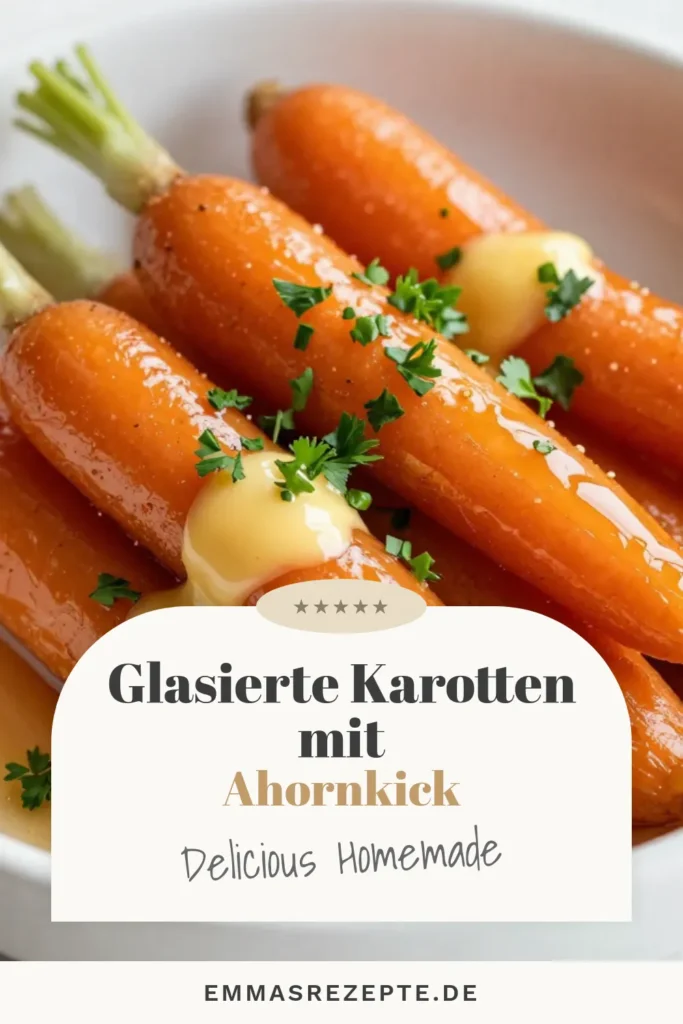 Entdecken Sie unser köstliches Ahornsirup Karotten Rezept! Diese glasierte Karotten sind die perfekte Beilage und einfach zuzubereiten. Mit Babykarotten und einer süßen Zimt-Kombination verleiht dieses vegane Gericht mit Ahornsirup jedem Essen einen besonderen Geschmack. Ideal für besondere Anlässe oder einfach nur zum Genießen. Jetzt ausprobieren und teilen! #AhornsirupKarottenRezept #glazierteKarotten #BabykarottenZubereitung #ZimtKarotten