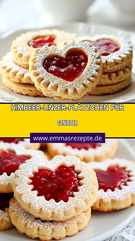 Entdecke unser leckeres Himbeer-Linzer-Plätzchen Rezept! Diese süßen Plätzchen mit Marmelade sind perfekt für das Plätzchen backen zu Weihnachten. Mit einfach zu findenden Zutaten und einer unkomplizierten Zubereitung sind die Himbeer-Linzer-Plätzchen ein absoluter Hit in jeder Weihnachtszeit! Probiere jetzt unser einfaches Plätzchen Rezept und teile es mit deinen Freunden! #LinzerPlätzchen #HimbeerPlätzchen #PlätzchenBacken #WeihnachtlicheLeckereien