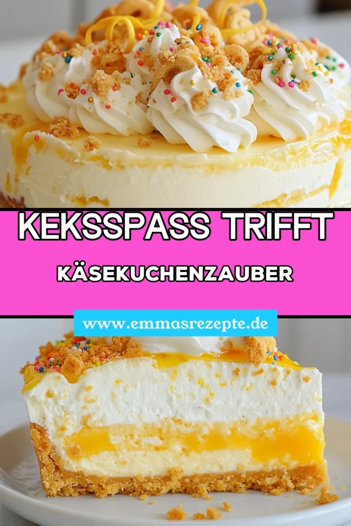 Entdecken Sie diesen köstlichen Zuckerkekskäsekuchen, eine perfekte Kombination aus cremigem süßem Käsekuchen und einem knusprigen Kekse als Boden. Dieses einfache Käsekuchenrezept ist ideal für Feste oder als süße Leckerei zu jeder Gelegenheit. Genießen Sie Schokoladigen Dessertrezepte neu interpretiert! Probieren Sie es aus und lassen Sie sich von diesem Genuss verzaubern! #Zuckerkekskäsekuchen #süßerKäsekuchen #einfacheKäsekuchenrezepte #DessertInspiration