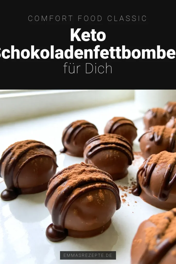 Entdecke unser einfaches Keto Fettbomben Rezept für köstliche Schokoladen Erdnussbutter Keto Snacks. Diese gesunden Snacks Keto sind perfekt für deine Keto-Diät und bieten eine zuckerfreie Energiebombe für zwischendurch. Mit nur wenigen Zutaten begeistern sie jeden Schokoladenliebhaber. Probiere es aus und genieße einen leckeren Snack für Keto-Diät! Jetzt speichern und nachmachen! #KetoFettbomben #GesundeSnacks #Zuckerfrei #Erdnussbutter