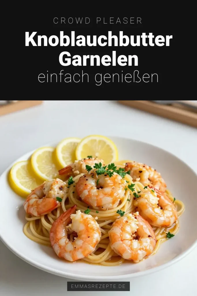 Entdecken Sie das köstliche Scampi Rezept mit Knoblauchbutter Garnelen, das perfekt zu Linguine mit Garnelen passt. Diese cremige Garnelen Pasta ist einfach zuzubereiten und überzeugt mit frischem Zitronengeschmack. Ideal für ein schnelles Abendessen! Lassen Sie sich inspirieren und sammeln Sie diese leckere Rezeptidee für Ihr nächstes Kochen. Perfekt für Garnelenliebhaber! #Garnelen #PastaRezepte #Essen #Kochen